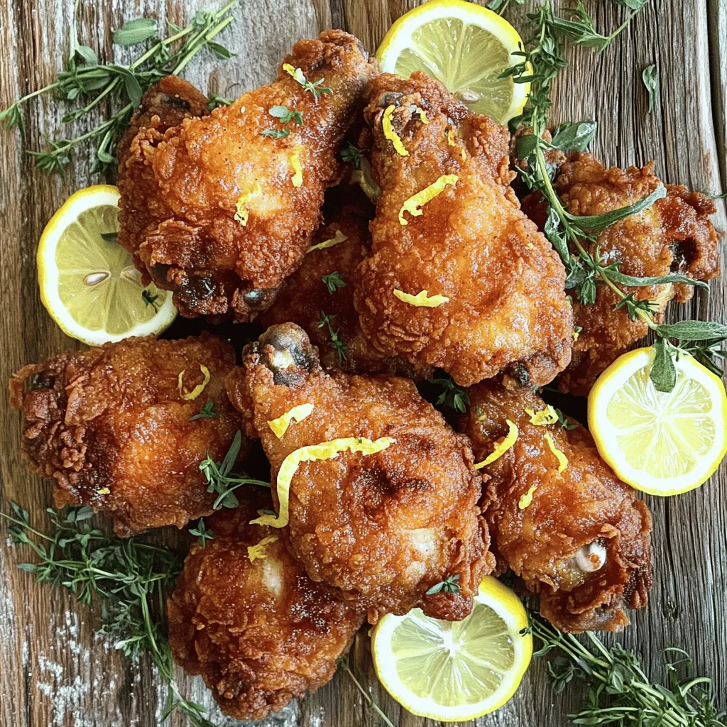 Um Lemon Tea Fried Chicken zuzubereiten, benötigst du einige einfache Schritte.