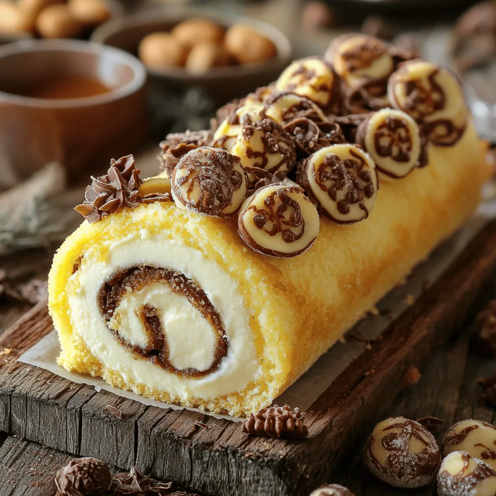 Die Kokos-Almond-Swiss-Roll-Torte hat einfache, aber köstliche Zutaten. Die Hauptzutaten sind Eier, Zucker und Mehl. Diese bilden die Basis für den Biskuitteig. Kokosraspeln verwenden wir für einen tropischen Geschmack. Gemahlene Mandeln bringen eine nussige Note.