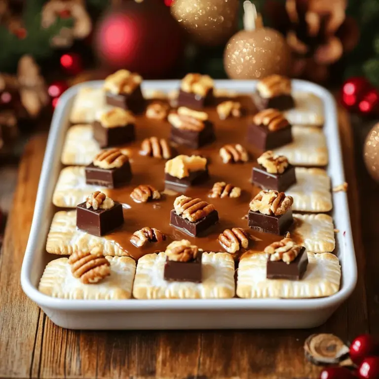 Für das Weihnachts-Crack Rezept brauche ich simple, aber leckere Zutaten. Die Basis sind Saltine Crackers. Diese geben dem Snack eine knusprige Struktur. Ich verwende eine Packung mit etwa 40 Crackern.