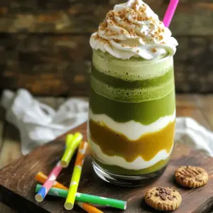 Cookies & Cream Matcha Frappe Frisch und Cremig Genießen