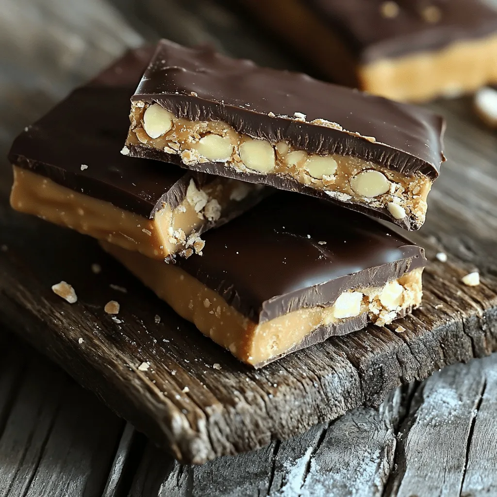 Gesunde Datteln Snickers für leckere Snacks