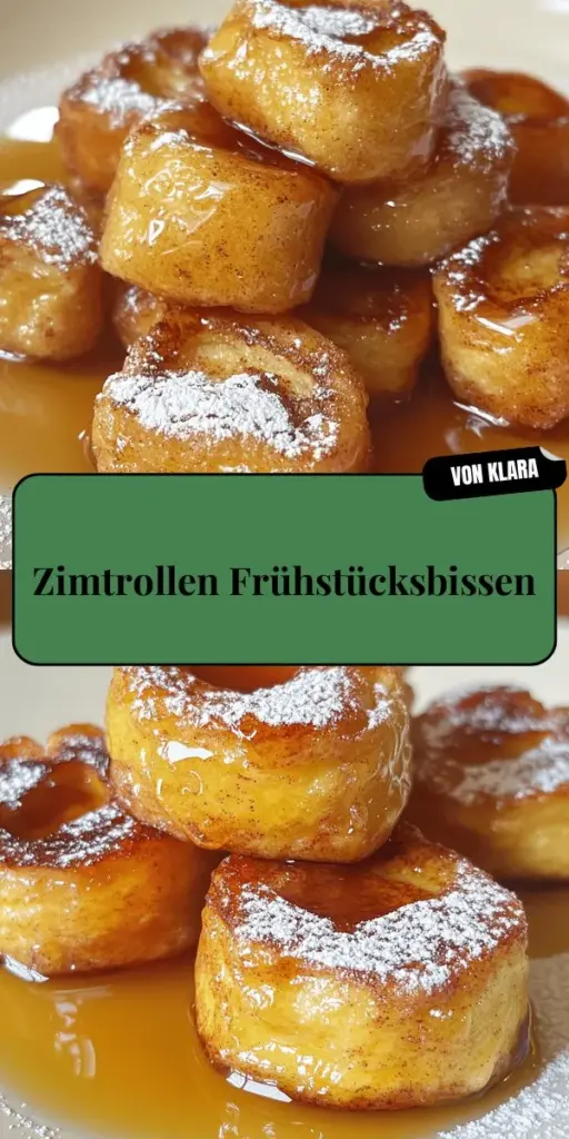 Entdecke das perfekte Frühstück mit unseren Cinnamon Roll French Toast Bites! Diese köstlichen, süßen Bissen kombinieren den unwiderstehlichen Geschmack von Zimtrollen mit dem Reiz des französischen Toasts. In nur wenigen Schritten zauberst du ein Gericht, das jeden Brunch zum Highlight macht. Klicke jetzt, um das vollständige Rezept zu erhalten und deinen Gästen ein unvergessliches Frühstück zu servieren!