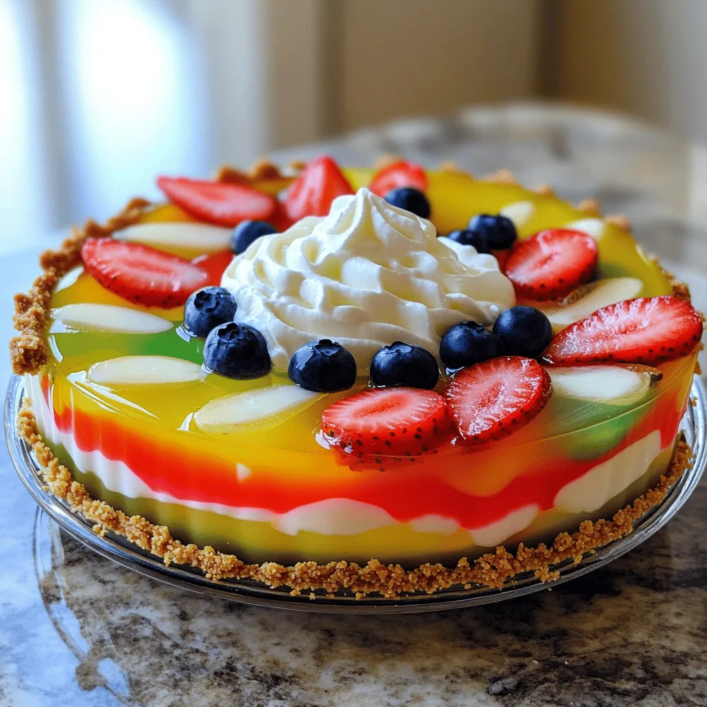 Um eine einfache Jello Pie für Ostern zuzubereiten, benötigst du einige grundlegende Zutaten. Die Hauptzutaten sind ein fertiger Graham-Cracker-Boden, ein Päckchen Jello, Wasser, Schlagsahne, Frischkäse, Puderzucker und frische Früchte. Du kannst jede Geschmacksrichtung von Jello wählen, die dir gefällt.