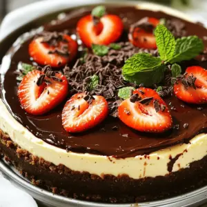 Schokoladen-Erdbeer-Käsekuchen Lecker und Einfach