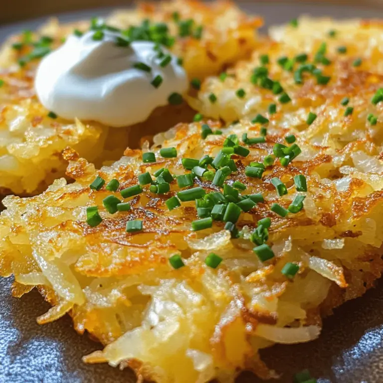 - 4 mittelgroße Russet-Kartoffeln - 1 kleine Zwiebel, fein gerieben - 2 Esslöffel Allzweckmehl