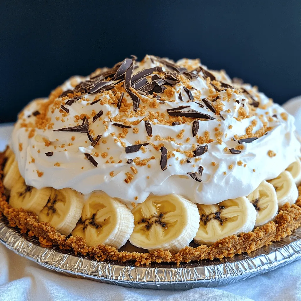 Für einen köstlichen No Bake Banana Cream Pie braucht man einige einfache Zutaten. Diese Hauptzutaten sind wichtig für den vollen Geschmack: