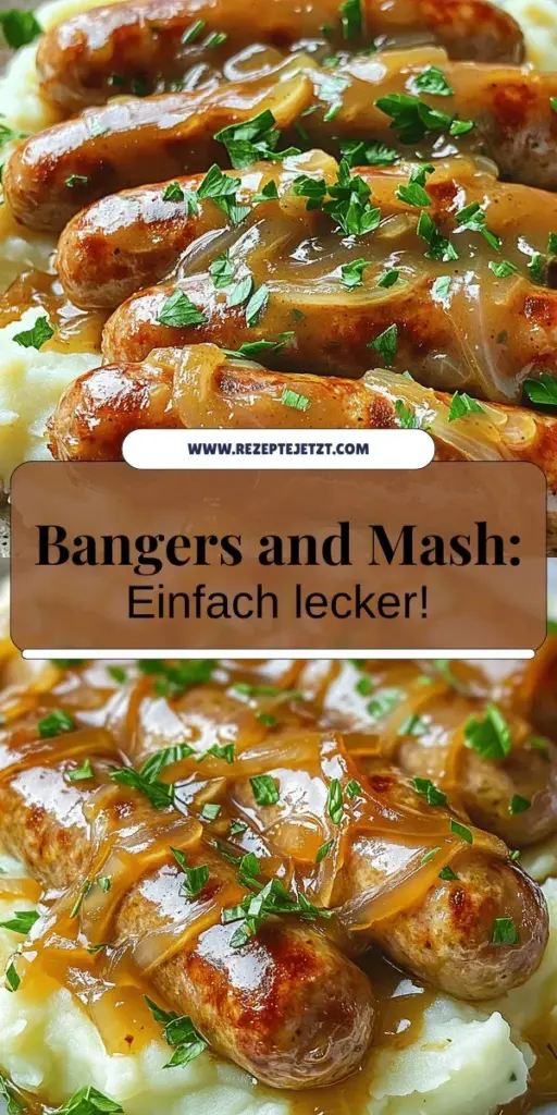 Entdecke die perfekte Zubereitung von Bangers and Mash, einem klassischen britischen Gericht, das jeder liebt. In diesem Artikel erfährst du, wie du frische Bratwürste mit fluffigem Kartoffelpüree kombinierst und die ideale Zwiebelsoße zubereitest. Lass dich von kreativen Varianten inspirieren und verkoste unterschiedliche Geschmäcker! Klicke jetzt, um das vollständige Rezept zu erkunden und dein Lieblingsgericht zuzubereiten.