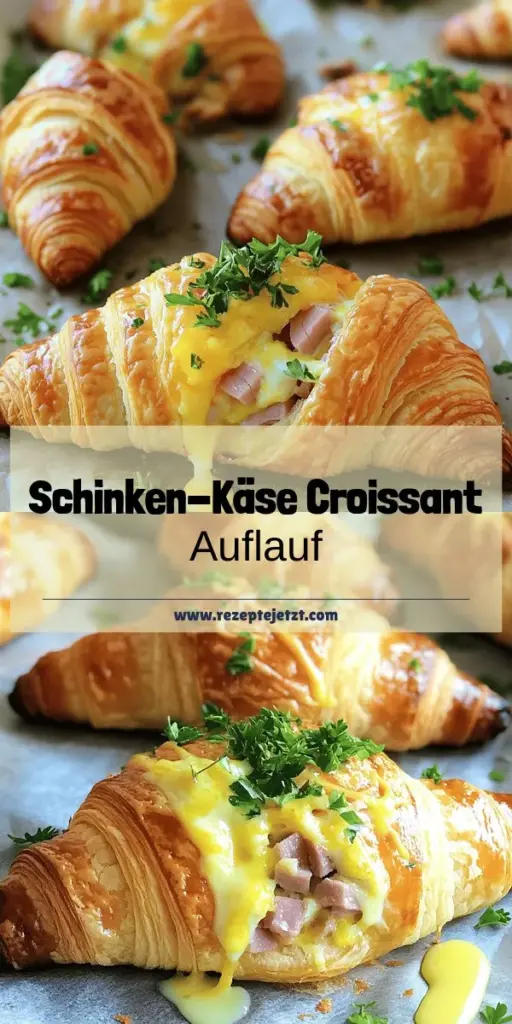 Entdecke das köstliche Rezept für Ham and Cheese Croissant Casserole, das perfekte herzhaftes Gericht für jedes Frühstück oder Abendessen! Mit butterweichen Croissants, würzigem Schinken und geschmolzenem Käse wird dieses Gericht deine Geschmacksknospen verzaubern. Einfach zuzubereiten und immer wieder überraschend lecker. Klicke jetzt, um das vollständige Rezept zu entdecken und dein nächstes Lieblingsgericht zu kreieren!