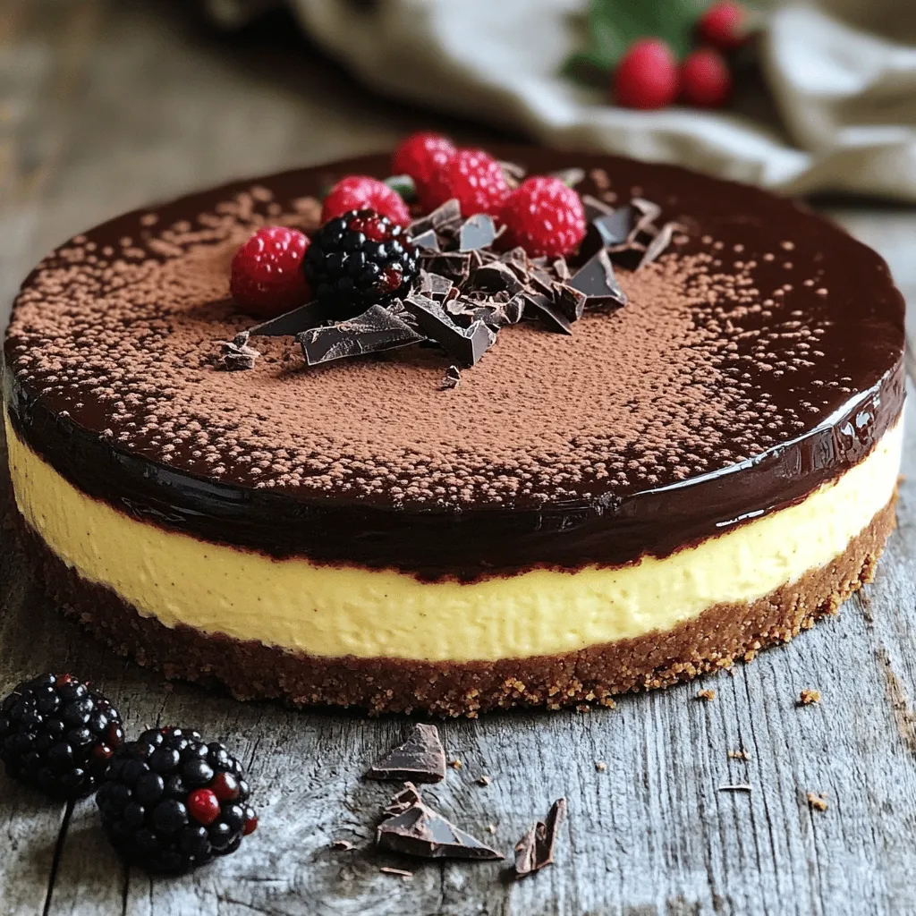 Um einen köstlichen Schokoladenmousse-Käsekuchen zu machen, brauchst du einige wichtige Zutaten: - 200 g Kekse (z.B. Vollkornkekse) - 100 g Butter, geschmolzen - 300 g Frischkäse, zimmerwarm - 150 g Zucker - 200 g Zartbitterschokolade, geschmolzen und abgekühlt - 3 Eier - 1 TL Vanilleextrakt - 200 ml Sahne - 2 EL Kakaopulver - Eine Prise Salz