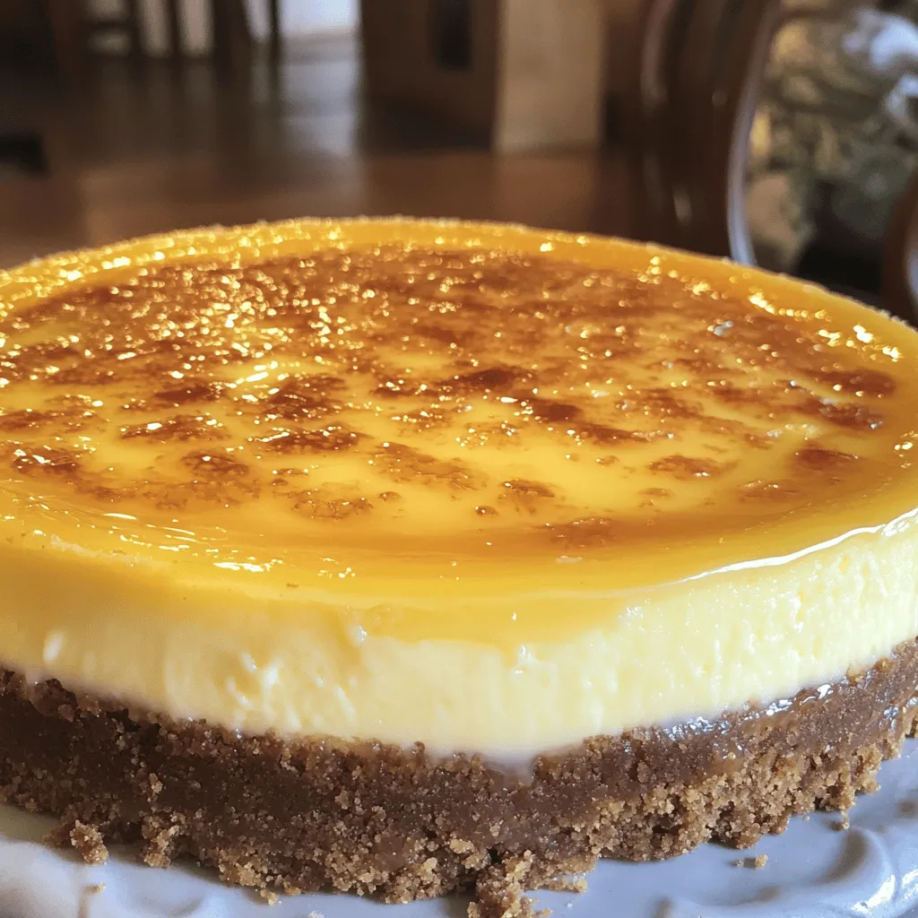 Um einen köstlichen Crème Brûlée Cheesecake zu machen, benötigst du folgende Zutaten: