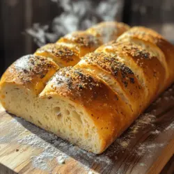 Für dein herzhaftes Kräuterkrustenbrot brauchst du einige einfache Zutaten. Diese sind: - 4 Tassen Weizenmehl (Typ 550) - 1 Esslöffel instant Hefe - 2 Teelöffel Salz - 1 Esslöffel Zucker - 1 ¾ Tassen warmes Wasser (ca. 43°C) - 2 Esslöffel Olivenöl - 2 Esslöffel gemischte getrocknete Kräuter (z. B. Rosmarin, Thymian, Oregano) - 1 Teelöffel Knoblauchpulver - 1 Teelöffel Zwiebelpulver - Maismehl (zum Bestäuben) Diese Zutaten bilden die Basis für einen tollen Geschmack und eine knusprige Kruste. Die Kräuter geben dem Brot den besonderen Kick. Du kannst verschiedene Kräuter verwenden, um den Geschmack zu variieren. Rosmarin und Thymian sind sehr beliebt. Sie geben dem Brot einen tollen Duft und Geschmack. Oregano bringt eine italienische Note. Du kannst auch andere Kräuter ausprobieren. Frisch oder getrocknet, beide Varianten sind gut. Achte darauf, die getrockneten Kräuter gut zu mischen, damit der Geschmack gleichmäßig ist. Das Olivenöl macht das Brot weich und gibt ihm einen reichen Geschmack. Verwende hochwertiges, extra natives Olivenöl für das beste Ergebnis. Das warme Wasser aktiviert die Hefe. Es ist wichtig, dass das Wasser nicht zu heiß ist, sonst kann die Hefe sterben. Ideal ist eine Temperatur von etwa 43°C. Wenn du diese beiden Zutaten richtig wählst, wird dein Brot besonders lecker. Für die vollständige Anleitung und Zubereitung, schau dir das [Full Recipe](#) an. Um dein herzhaftes Kräuterkrustenbrot zu machen, beginnst du mit den trockenen Zutaten. Nimm eine große Schüssel. Füge 4 Tassen Weizenmehl, 1 Esslöffel instant Hefe, 2 Teelöffel Salz, und 1 Esslöffel Zucker hinzu. Jetzt kommen die Kräuter. Nutze 2 Esslöffel gemischte getrocknete Kräuter, 1 Teelöffel Knoblauchpulver und 1 Teelöffel Zwiebelpulver. Mische alles gut, damit die Aromen sich verbinden. Jetzt fügst du die Flüssigkeiten hinzu. Gieße 1 ¾ Tassen warmes Wasser und 2 Esslöffel Olivenöl in die Schüssel. Mische alles mit einem Holzlöffel oder deinen Händen. Du solltest einen groben Teig bekommen. Übertrage den Teig auf eine bemehlte Fläche. Knete den Teig für etwa 8 bis 10 Minuten. Achte darauf, dass der Teig glatt und elastisch wird. Falls der Teig zu klebrig ist, kannst du etwas mehr Mehl hinzufügen. Verwende jedoch nicht zu viel Mehl, da das die Kruste beeinflusst. Nachdem du den Teig geknetet hast, forme ihn zu einer Kugel. Lege die Kugel in eine leicht gefettete Schüssel. Decke die Schüssel mit einem feuchten Tuch ab. Lass den Teig an einem warmen Ort für 1 bis 1,5 Stunden gehen. Der Teig sollte sich verdoppeln. Sobald der Teig aufgegangen ist, drücke ihn zusammen, um Luftblasen zu lösen. Forme ihn nach Wunsch und lasse ihn weitere 30 bis 40 Minuten ruhen. Überprüfe die Temperatur deines Raumes. Ein warmer Ort hilft dem Teig, besser zu gehen. Für die exakte Anleitung und alle Schritte kannst du die [Full Recipe] einsehen. Um eine knusprige Kruste zu bekommen, backe dein Brot bei hoher Temperatur. Ein heißer Ofen sorgt dafür, dass die Kruste schnell bräunt. Stelle auch ein flaches Blech mit Wasser in den Ofen, um Dampf zu erzeugen. Der Dampf hilft, die Kruste knusprig und goldbraun zu machen. Wenn du das Brot nach dem Backen mit etwas Olivenöl bestreichst, wird die Kruste noch leckerer. Die häufigsten Fehler passieren beim Kneten. Knete den Teig nicht zu kurz. Ein gut gekneteter Teig sollte glatt und elastisch sein. Vermeide auch zu viel Mehl hinzuzufügen. Das macht den Teig trocken und die Kruste wird weniger knusprig. Achte darauf, dass das Wasser warm, aber nicht heiß ist. Zu heißes Wasser kann die Hefe schädigen. Die Verwendung von Dampf ist wichtig. Der Dampf gibt dem Brot Zeit, um aufzugehen. Du kannst einfach einen Schüssel mit Wasser auf die untere Schiene stellen. Ein anderer Trick ist, den Ofen während des Backens zu sprühen. Das hilft auch, die Kruste knusprig zu machen. Achte darauf, dass du das Wasser nach dem ersten Backen entfernst, um die Kruste nicht zu weich zu machen. Für das vollständige Rezept, schau dir das Rezept für herzhaftes Kräuterkrustenbrot an. {{image_4}} Experimentiere mit verschiedenen Kräutern! Du kannst frische oder getrocknete Kräuter nutzen. Rosmarin, Thymian und Oregano sind klassisch. Füge auch Basilikum oder Dill hinzu. Je mehr Kräuter, desto besser der Geschmack. Probiere auch Kräutermischungen aus der Provence. Sie verleihen deinem Brot ein ganz neues Aroma. Weizenmehl ist die Basis für unser Brot. Du kannst jedoch auch andere Mehle verwenden. Vollkornmehl gibt dem Brot einen nussigen Geschmack. Dinkelmehl ist eine weitere gute Wahl. Es hat eine feine Textur und ist gesund. Mischst du verschiedene Mehlarten, erhältst du ein einzigartiges Ergebnis. Achte darauf, die Flüssigkeit anzupassen, wenn du das Mehl änderst. Für ein glutenfreies Brot nutze eine glutenfreie Mehlmischung. Diese findest du im Supermarkt. Achte darauf, dass die Mischung auch Xanthan enthält. Es hilft, die Struktur zu stabilisieren. Du kannst auch gemahlene Mandeln oder Kokosmehl verwenden. Diese Mehle geben deinem Brot einen besonderen Geschmack. Die Backzeit kann sich ändern, also beobachte dein Brot gut. Für die vollständige Rezeptanpassung, schau dir das [Full Recipe] an. Wenn Sie Brot übrig haben, lagern Sie es richtig. Am besten ist es, das Brot in einem Baumwolltuch zu wickeln. Dadurch bleibt die Kruste knusprig. Vermeiden Sie Plastiktüten, denn diese halten die Feuchtigkeit. Stellen Sie das Brot an einen kühlen, trockenen Ort. So bleibt es frisch. Altes Brot kann wieder gut werden. Eine einfache Methode ist, es leicht zu befeuchten. Sprühen Sie etwas Wasser darauf und backen Sie es kurz im Ofen. Dies macht die Kruste wieder knusprig. Alternativ können Sie das Brot in Scheiben schneiden und im Toaster rösten. So schmeckt es fast wie frisch gebacken. Das Einfrieren ist eine tolle Möglichkeit, Brot länger zu lagern. Lassen Sie das Brot zuerst ganz abkühlen. Schneiden Sie es dann in Scheiben. Wickeln Sie jede Scheibe in Frischhaltefolie ein. Legen Sie die eingewickelten Scheiben in einen Gefrierbeutel. So bleibt das Aroma erhalten. Wenn Sie das Brot wieder brauchen, lassen Sie es einfach bei Raumtemperatur auftauen. Es schmeckt fast wie frisch gebacken. Für die beste Qualität genießen Sie das Brot innerhalb von drei Monaten. Für das volle Rezept schauen Sie sich das herzhaftes Kräuterkrustenbrot an. Das Backen des herzhaften Kräuterkrustenbrots dauert etwa 25 bis 30 Minuten. Achte darauf, dass dein Ofen gut vorgeheizt ist. So erhält das Brot eine schöne goldene Farbe. Während des Backens ist es wichtig, einen Dampfgarer zu verwenden. Dies hilft, die Kruste knusprig zu machen. Wenn du das Brot klopfst, sollte es hohl klingen. Das ist ein gutes Zeichen! Ja, du kannst frische Kräuter verwenden! Frische Kräuter bringen einen tollen Geschmack. Sie sind oft aromatischer als getrocknete. Verwende etwa dreimal so viel frische Kräuter wie getrocknete. Das bedeutet, wenn das Rezept 2 Esslöffel getrocknete Kräuter verlangt, nimm 6 Esslöffel frische Kräuter. Achte darauf, die frischen Kräuter klein zu hacken. So verteilen sie sich gut im Teig. Wenn dein Teig nicht aufgeht, könnte es am Wasser liegen. Das Wasser muss warm, aber nicht heiß sein. Zu heißes Wasser kann die Hefe töten. Prüfe auch das Haltbarkeitsdatum der Hefe. Wenn sie alt ist, wird sie nicht gut arbeiten. Du kannst versuchen, den Teig an einem wärmeren Ort gehen zu lassen. Wenn alles andere fehlschlägt, beginne mit einem neuen Teig. Halte dich an das Rezept für beste Ergebnisse. Für die vollständige Anleitung schau dir das [Full Recipe](#) an. Du hast gelernt, wie man ein herzhaftes Kräuterkrustenbrot macht. Wir haben die besten Zutaten, die Teigzubereitung und nützliche Tipps besprochen. Denke daran, die richtigen Kräuter auszuwählen und die Gehzeit zu beachten. Mit den Variationen kannst du das Brot an deinen Geschmack anpassen. Lagere dein Brot richtig, um es frisch zu halten. Mit diesen Infos bist du bereit, lohnende Ergebnisse in der Küche zu erzielen. Jetzt kannst du dein selbstgebackenes Brot genießen und deine Freunde damit beeindrucken!