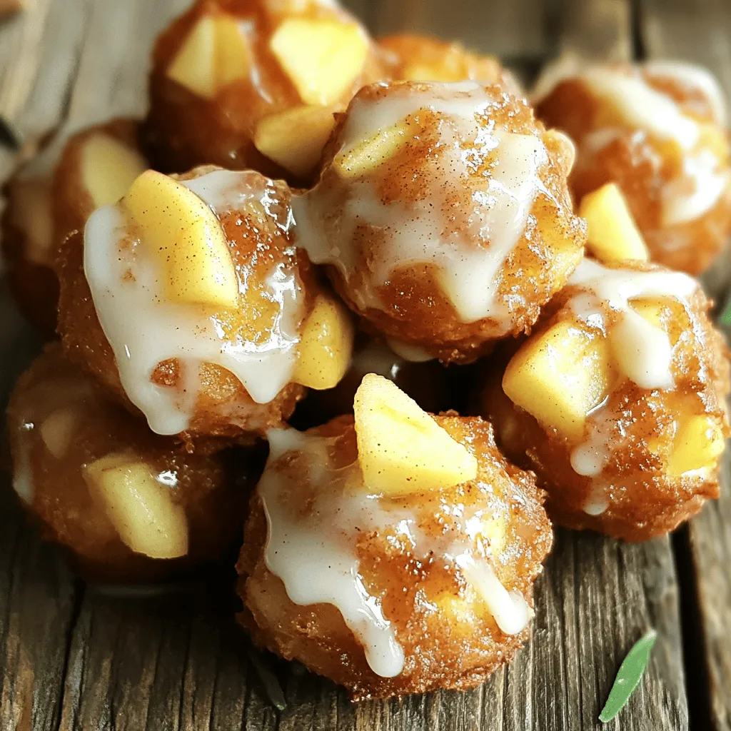 Um die besten Glasierte Apfel-Fritter-Bällchen zu machen, brauchst du folgende Hauptzutaten:
