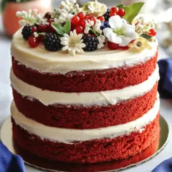 Um deine Red Velvet Layer Cake zuzubereiten, brauchst du folgende Zutaten: