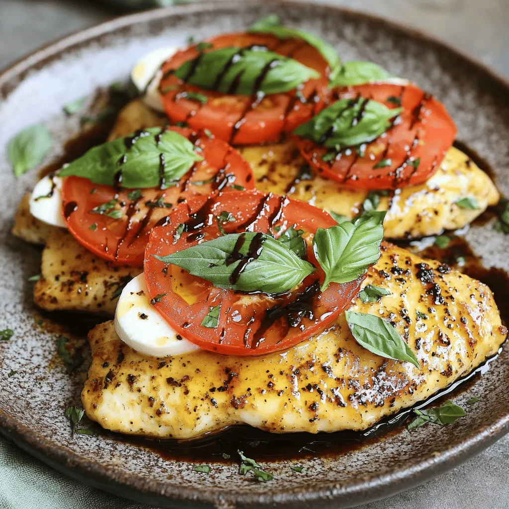 Caprese Chicken ist ein Gericht, das einfach zu machen ist und viele Aromen hat. Es kombiniert Hähnchen, Mozzarella, Tomaten und frisches Basilikum. Diese Zutaten bilden eine tolle Mischung. Hier sind die Schritte für die Zubereitung.