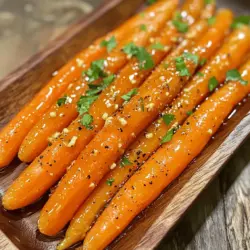 Die Hauptzutaten für unser Rezept sind einfach und frisch. Hier sind die Zutaten, die Sie benötigen: - 450 g Babykarotten, zugeschnitten - 2 Esslöffel Olivenöl - 3 Esslöffel reiner Ahornsirup - 2 Esslöffel Dijon-Senf Diese Zutaten bilden die Basis für den tollen Geschmack. Die Babykarotten sind süß und knackig. Sie sind perfekt zum Rösten im Ofen. Außerdem geben Olivenöl und Ahornsirup den Karotten eine schöne Glasur. Für die Marinade brauchen wir noch ein paar Gewürze: - 1 Teelöffel Knoblauchpulver - 1 Teelöffel Salz - ½ Teelöffel schwarzer Pfeffer Diese Gewürze bringen das Gericht auf das nächste Level. Knoblauchpulver gibt der Marinade einen herzhaften Kick. Salz verstärkt die Aromen, und schwarzer Pfeffer sorgt für einen kleinen Schärfe-Kick. Mischen Sie alle Zutaten gut, bis sie eine homogene Marinade ergeben. Um das Gericht noch schöner zu machen, können Sie es garnieren. Frische Petersilie ist eine tolle Wahl: - Frische Petersilie, gehackt (zur Garnitur) Die grüne Farbe der Petersilie macht das Gericht lebendig. Außerdem bringt sie einen frischen Geschmack, der gut zu den süßen Karotten passt. So wird Ihre Präsentation noch ansprechender. Für die vollständige Rezeptur, schauen Sie sich die [Full Recipe] an. Zuerst heizen Sie den Ofen auf 220°C vor. Nehmen Sie eine große Schüssel. In die Schüssel geben Sie 2 Esslöffel Olivenöl. Fügen Sie 3 Esslöffel reinen Ahornsirup hinzu. Dann kommen 2 Esslöffel Dijon-Senf dazu. Jetzt geben Sie 1 Teelöffel Knoblauchpulver, 1 Teelöffel Salz und ½ Teelöffel schwarzen Pfeffer hinein. Verrühren Sie alles gut. Die Mischung sollte glatt sein. Diese Marinade gibt den Karotten einen tollen Geschmack. Jetzt ist es Zeit für die Karotten. Nehmen Sie 450 g Babykarotten und schneiden Sie sie, wenn nötig. Geben Sie die Karotten in die Schüssel mit der Marinade. Mischen Sie alles, bis die Karotten gut bedeckt sind. Nehmen Sie ein Backblech und legen Sie es mit Backpapier aus. Verteilen Sie die Karotten gleichmäßig darauf. Rösten Sie die Karotten im vorgeheizten Ofen. Lassen Sie sie für 25-30 Minuten rösten. Rühren Sie die Karotten nach etwa 15 Minuten um. So bräunen sie gleichmäßig und werden schön zart. Wenn die Karotten fertig sind, nehmen Sie sie aus dem Ofen. Lassen Sie sie kurz abkühlen. Übertragen Sie die Karotten auf eine Servierplatte. Garnieren Sie die Karotten mit frisch gehackter Petersilie. Das macht das Gericht bunt und frisch. Ihre Gäste werden begeistert sein! Dieses einfache Rezept macht jede Mahlzeit schmackhaft und einladend. Probieren Sie auch die [Full Recipe] aus, um mehr zu erfahren. Um die Karotten optimal zu rösten, achte auf die Größe. Wähle Babykarotten, sie sind süß und zart. Wenn du große Karotten verwendest, schneide sie in gleichmäßige Stücke. So garen sie gleichmäßig. Stelle sicher, dass die Karotten gut mit der Marinade bedeckt sind. Dies gibt ihnen Geschmack und hilft, sie knusprig zu machen. Bei 220°C (425°F) rösten sie für 25 bis 30 Minuten. Wende sie einmal während des Röstens. So bräunen sie gleichmäßig. Die Marinade kann leicht angepasst werden. Wenn du mehr Schärfe magst, füge etwas scharfen Senf hinzu. Für eine süßere Note kannst du mehr Ahornsirup nehmen. Probiere auch, ein bisschen Honig oder Balsamico-Essig hinzuzufügen. Das gibt den Karotten einen neuen Geschmack. Frische Kräuter wie Thymian oder Rosmarin passen auch gut in die Marinade. Experimentiere mit deinen Lieblingsgewürzen für neue Aromen. Ein häufiger Fehler ist das Überfüllen des Backblechs. Wenn die Karotten zu eng liegen, garen sie nicht gleichmäßig. Achte darauf, genug Platz zu lassen. Ein weiterer Fehler ist das Vergessen des Wenden. Ohne Wenden werden die Karotten an einer Seite zu dunkel. Und schließlich, überprüfe die Garzeit. Wenn die Karotten nicht zart sind, lasse sie länger im Ofen. So bekommst du das beste Ergebnis. Für das komplette Rezept, schau dir die [Full Recipe] an. {{image_4}} Ahorn-Dijon geröstete Karotten sind von Natur aus glutenfrei. Das Rezept enthält keine glutenhaltigen Zutaten. Wenn Sie eine glutenfreie Beilage suchen, sind diese Karotten ideal. Sie passen gut zu vielen Gerichten und bringen Farbe auf den Tisch. Das Rezept ist bereits veganfreundlich. Alle Zutaten sind pflanzlich und enthalten keine tierischen Produkte. Verwenden Sie gerne mehr Ahornsirup für etwas mehr Süße. Diese Anpassung macht das Gericht noch köstlicher. Sie können auch andere Senfsorten ausprobieren, um den Geschmack zu variieren. Für eine bunte Mahlzeit können Sie weitere Gemüse hinzufügen. Rote Zwiebeln, Kürbis oder Paprika passen gut zu den Karotten. Rösten Sie alles zusammen auf dem Blech. Das gibt Ihnen eine bunte und gesunde Beilage. Sie können die Karotten auch mit Quinoa oder Couscous servieren. So wird Ihr Gericht noch nahrhafter. Für den vollständigen Rezeptablauf besuchen Sie den Abschnitt mit dem Link zur [Full Recipe]. Um die Ahorn-Dijon gerösteten Karotten frisch zu halten, lege sie in einen luftdichten Behälter. So bleiben sie bis zu fünf Tage im Kühlschrank gut. Achte darauf, dass die Karotten vollständig abgekühlt sind, bevor du sie verpackst. Dies verhindert Kondenswasser und hält die Karotten knackig. Möchtest du die Karotten länger aufbewahren? Du kannst die Reste einfrieren! Lass die Karotten zuerst abkühlen. Lege sie dann in einen gefrierfesten Beutel. Drücke die Luft heraus und schließe den Beutel gut. So bleiben sie bis zu drei Monate frisch. Wenn du sie später brauchst, lasse sie einfach im Kühlschrank auftauen. Um die Karotten wieder aufzuwärmen, lege sie auf ein Backblech. Heize den Ofen auf 180°C (350°F) vor. Röste die Karotten für etwa 10-15 Minuten. So werden sie wieder warm und knusprig. Du kannst sie auch in der Mikrowelle aufwärmen, aber sie werden vielleicht nicht so knusprig. Um den vollen Geschmack zu genießen, probiere das Rösten im Ofen! Sie können die gerösteten Karotten bis zu vier Tage im Kühlschrank aufbewahren. Lagern Sie sie in einem luftdichten Behälter. So bleiben sie frisch und lecker. Um die beste Textur zu erhalten, erwärmen Sie sie in einem Ofen oder in einer Pfanne. Mikrowellen können die Karotten matschig machen. Ja, Sie können andere Gemüsesorten verwenden. Zum Beispiel passen Pastinaken oder Süßkartoffeln gut dazu. Zucchini und Paprika sind auch gute Optionen. Schneiden Sie das Gemüse in ähnliche Größen wie die Karotten. So garen sie gleichmäßig. Experimentieren Sie mit verschiedenen Gemüsesorten, um neue Geschmäcker zu entdecken. Zu den gerösteten Karotten passen viele Beilagen gut. Probieren Sie sie mit gebratenem Hähnchen oder Lachs. Reis oder Quinoa ergänzen das Gericht perfekt. Auch ein frischer Salat kann eine tolle Ergänzung sein. Diese Kombinationen machen Ihr Essen bunt und nahrhaft. Für mehr Ideen schauen Sie sich das [Full Recipe] an. Geröstete Karotten sind einfach lecker und gesund. Wir haben die besten Zutaten und Gewürze besprochen. Danach haben wir einen einfachen Weg gezeigt, sie im Ofen zu rösten. Tipps und Tricks helfen dir, sie perfekt zuzubereiten. Du kannst sogar Variationen ausprobieren, wie glutenfreie oder vegane Optionen. Vergiss nicht, wie du sie lagern und wieder aufwärmen kannst. Diese einfachen Methoden lassen sich leicht umsetzen. Jetzt kannst du köstliche geröstete Karotten genießen und deinen Tisch bereichern. Probiere es aus!