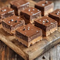 Die Hauptzutaten für diese Riegel sind einfach und leicht zu finden. Hier sind die wichtigsten Zutaten: - 1 Tasse Haferflocken - 1 Tasse natürliche Erdnussbutter (cremig oder crunchy) - 1/2 Tasse Honig oder Ahornsirup - 1/2 Tasse Kakaopulver - 1/2 Tasse Eiweißpulver (optional) - 1 Teelöffel Vanilleextrakt - 1/4 Teelöffel Salz - 1/2 Tasse Zartbitter-Schokoladenstückchen Diese Zutaten sorgen für einen tollen Geschmack und eine tolle Textur. Haferflocken geben einen schönen Biss. Erdnussbutter bringt viel Geschmack mit. Honig oder Ahornsirup macht die Riegel süß. Jede Zutat hat ihren eigenen Vorteil. Kakaopulver bringt nicht nur Schokoladengeschmack, sondern auch Antioxidantien. Diese helfen, die Gesundheit zu fördern. Erdnussbutter enthält gesunde Fette und Eiweiß. Das macht die Riegel sättigend. Zartbitter-Schokoladenstückchen geben einen tollen Kontrast. Vanilleextrakt bringt einen feinen Geschmack und rundet alles ab. Du kannst einige Zutaten leicht ersetzen. Wenn du glutenfrei bist, nutze glutenfreie Haferflocken. Statt Erdnussbutter kannst du Mandel- oder Cashewbutter verwenden. Wenn du keinen Honig magst, probiere Agavendicksaft. Für eine vegane Option, wähle pflanzliches Eiweißpulver oder lasse es ganz weg. Die Flexibilität dieser Riegel macht sie zu einem großartigen Rezept. Du kannst es an deinen Geschmack anpassen und trotzdem leckere Snacks genießen. Schau dir die [Full Recipe] an, um alles zu entdecken! Beginnen wir mit den trockenen Zutaten. Nehmen Sie eine große Rührschüssel. Geben Sie die Haferflocken, das Kakaopulver und das Eiweißpulver hinein. Rühren Sie alles gut um. Achten Sie darauf, dass die trockenen Zutaten gleichmäßig verteilt sind. Dies sorgt für einen besseren Geschmack in den Riegeln. Jetzt kommt der spannende Teil! Nehmen Sie eine mikrowellengeeignete Schüssel. Fügen Sie die Erdnussbutter, den Honig oder Ahornsirup, den Vanilleextrakt und das Salz hinzu. Stellen Sie die Schüssel in die Mikrowelle. Erhitzen Sie die Mischung für etwa 30 Sekunden bis 1 Minute. Rühren Sie gut um, bis die Mischung glatt und cremig ist. Sehen Sie, wie die Zutaten sich verbinden! Gießen Sie die warme Erdnussbutter-Mischung über die trockenen Zutaten. Mischen Sie alles gut, bis es gut verbunden ist. Jetzt fügen Sie die Zartbitter-Schokoladenstückchen hinzu. Mischen Sie vorsichtig, damit die Schokolade gleichmäßig verteilt ist. Nehmen Sie eine 8x8 Zoll Backform und legen Sie sie mit Backpapier aus. Lassen Sie etwas Überstand für das Herausnehmen. Drücken Sie die Mischung fest in die Form. Nutzen Sie Ihre Hände oder einen Spatel. Stellen Sie die Form für mindestens 2 Stunden in den Kühlschrank. So werden die Riegel fest und lecker. Nach dem Festwerden schneiden Sie die Riegel in Stücke. Sie sind bereit zum Genießen! Wenn Sie mehr Details wollen, schauen Sie sich das Full Recipe an. Um die Riegel perfekt fest zu bekommen, ist Geduld wichtig. Nach dem Mixen der Zutaten drücke die Mischung gut in die Form. Verwende einen Spatel oder deine Hände, um alles festzudrücken. Das sorgt für Dichte. Lasse die Riegel mindestens zwei Stunden im Kühlschrank. Wenn die Zeit abgelaufen ist, schneide sie in Stücke. So bekommst du schöne, gleichmäßige Riegel. Du kannst die Riegel leicht anpassen. Füge Nüsse oder Trockenfrüchte hinzu, um mehr Geschmack zu bekommen. Mandeln oder Walnüsse passen gut. Für einen fruchtigen Touch sind getrocknete Cranberries oder Aprikosen toll. Wenn du es schokoladiger magst, verwende Schokoladenstückchen in verschiedenen Sorten. Weiße Schokolade bietet eine süße Abwechslung. Ein häufiger Fehler ist, die Mischung nicht fest genug zu drücken. Das führt dazu, dass die Riegel bröckeln. Ein weiterer Fehler ist, die Riegel nicht lange genug im Kühlschrank zu lassen. Wenn du sie zu früh rausholst, sind sie weich. Achte darauf, die richtigen Mengen zu verwenden. Zu viel oder zu wenig von einer Zutat kann das Ergebnis verändern. Für detaillierte Anweisungen und alle Zutaten, schau dir das [Full Recipe] an. {{image_4}} Du kannst die No-Bake Schokoladen-Erdnussbutter-Riegel leicht anpassen. Um sie glutenfrei zu machen, wähle glutenfreie Haferflocken. Für eine vegane Version kannst du Honig durch Ahornsirup ersetzen. Das macht die Riegel für alle zugänglich. Um den Riegeln mehr Geschmack zu geben, füge Zutaten wie Kokosraspeln oder getrocknete Früchte hinzu. Walnüsse oder Mandeln geben einen tollen Crunch. Du kannst auch verschiedene Schokoladensorten verwenden. Diese kleinen Änderungen machen einen großen Unterschied. Wenn du auf Zucker verzichtest, kannst du einen Zuckeraustauschstoff verwenden. Für mehr Protein füge zusätzliches Eiweißpulver hinzu. Du kannst sogar den Erdnussbutter-Anteil erhöhen, um die Riegel reichhaltiger zu machen. Das Rezept bleibt einfach und lecker. Denke daran, dass diese Variationen deine Kreativität anregen. Es gibt viele Wege, die Riegel nach deinem Geschmack zu gestalten. Probiere verschiedene Kombinationen aus und finde deine Lieblingsversion! Die besten Riegel bewahrt man im Kühlschrank auf. Sie bleiben kühl und frisch. Legen Sie die Riegel in einen luftdichten Behälter. Verwenden Sie Backpapier zwischen den Riegeln, um ein Kleben zu verhindern. So bleiben sie schön intact. Diese Riegel halten sich bis zu einer Woche im Kühlschrank. Nach einer Woche können sie ihre Frische verlieren. Achten Sie auf Geruch oder Geschmack. Wenn sie nicht mehr gut riechen, ist es besser, sie wegzuwerfen. Um die Haltbarkeit zu verlängern, können Sie die Riegel einfrieren. Wickeln Sie jeden Riegel in Frischhaltefolie. Legen Sie sie in einen Gefrierbeutel. So bleiben sie bis zu drei Monate frisch. Lassen Sie die Riegel vor dem Essen im Kühlschrank auftauen. So genießen Sie sie in bester Qualität. Die Riegel brauchen mindestens 2 Stunden im Kühlschrank, um fest zu werden. Das Kühlen hilft, die Mischung zu binden. Wenn Sie die Riegel schneller fest bekommen möchten, können Sie sie auch in den Gefrierschrank stellen. Dort sind sie nach etwa 30 bis 60 Minuten bereit. Ja, Sie können die Riegel einfrieren! Legen Sie sie in einen luftdichten Behälter. So bleiben sie frisch, und Sie können sie länger aufbewahren. Wenn Sie sie essen möchten, lassen Sie sie einfach einige Minuten bei Raumtemperatur auftauen. Sie können viele verschiedene Nüsse in die Riegel geben. Mandeln, Walnüsse oder Cashewkerne sind tolle Optionen. Auch Trockenfrüchte wie Cranberries oder Rosinen passen gut. Seien Sie kreativ! Fühlen Sie sich frei, die Zutaten nach Ihrem Geschmack zu ändern. No-Bake Schokoladen-Erdnussbutter-Riegel sind einfach zuzubereiten und lecker. Wir haben die Hauptzutaten durch spezielle Alternativen ergänzt, um jedem Geschmack gerecht zu werden. Von der perfekten Zubereitung bis zur richtigen Lagerung, jede Phase spielt eine Rolle. Auch Varianten für besondere Diäten sind möglich. Achte auf häufige Fehler, um deine Riegel optimal zu gestalten. Du hast jetzt alle Tipps und Tricks, um köstliche Riegel zu machen. Viel Spaß beim Ausprobieren und Genießen!