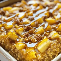 Um einen köstlichen gewürzten Apfel-Walnuss-Haferauflauf zu machen, brauchst du folgende Zutaten: - 2 Tassen zarte Haferflocken - 2 Tassen Mandelmilch (oder eine Milch deiner Wahl) - 2 mittelgroße Äpfel, geschält, entkernt und gewürfelt - 1/2 Tasse Walnüsse, grob gehackt - 1/2 Tasse Ahornsirup (oder Honig) - 1 Teelöffel Zimt - 1/2 Teelöffel Muskatnuss - 1 Teelöffel Vanilleextrakt - 1/4 Teelöffel Salz - 1 Teelöffel Backpulver - 1/4 Tasse Rosinen oder getrocknete Cranberries (optional) - Zusätzliche Walnüsse zum Garnieren (optional) Du kannst viele Zutaten nach deinem Geschmack ändern. Statt Walnüsse kannst du Mandeln oder Pekannüsse verwenden. Wenn du keine Äpfel hast, probiere Birnen oder Pflaumen. Für eine süßere Note kannst du mehr Ahornsirup oder Honig hinzufügen. Du magst es fruchtiger? Füge mehr Rosinen oder Cranberries hinzu. Diese Variationen machen das Rezept spannend und neu. Achte auf frische Zutaten. Wähle Äpfel, die knackig und süß sind. Die Haferflocken sollten zart und ohne Zusatzstoffe sein. Verwende hochwertige Nüsse, um einen schönen Crunch zu garantieren. Bio-Milch ist eine gute Wahl für einen reinen Geschmack. Je besser die Zutaten, desto besser wird dein Haferauflauf. Für das beste Ergebnis folge dem Full Recipe und genieße die Aromen. Heize deinen Ofen auf 175 °C (350 °F) vor. Nimm eine Auflaufform von 23x23 cm (9x9 Zoll) und fette sie gut ein. Das hilft, das Ankleben zu verhindern. Du kannst Butter oder Öl verwenden. Dies ist der erste Schritt, um ein perfektes Ergebnis zu erzielen. Nimm eine große Schüssel und gib die Zutaten hinein. Du brauchst: - 2 Tassen zarte Haferflocken - 2 Tassen Mandelmilch (oder eine Milch deiner Wahl) - 2 mittelgroße Äpfel, geschält, entkernt und gewürfelt - 1/2 Tasse Walnüsse, grob gehackt - 1/2 Tasse Ahornsirup (oder Honig) - 1 Teelöffel Zimt - 1/2 Teelöffel Muskatnuss - 1 Teelöffel Vanilleextrakt - 1/4 Teelöffel Salz - 1 Teelöffel Backpulver - 1/4 Tasse Rosinen oder getrocknete Cranberries (optional) Mische alles gut durch. Lass die Mischung dann etwa 10 Minuten ruhen. So können die Haferflocken die Flüssigkeit aufnehmen. Wenn du Rosinen oder Cranberries möchtest, füge sie jetzt hinzu. Gieße die Mischung in die vorbereitete Auflaufform. Streiche die Oberfläche gleichmäßig glatt. Wenn gewünscht, streue einige Walnüsse obenauf. Backe das Ganze für 30-35 Minuten. Die Oberfläche sollte goldbraun sein und der Haferauflauf fest wirken. Lass ihn leicht abkühlen, bevor du ihn in Stücke schneidest. Serviere ihn warm, pur oder mit einem Schuss Ahornsirup oder Joghurt. So wird dein Spiced Apple Walnut Oatmeal Bake richtig lecker. Für das vollständige Rezept schau dir den [Full Recipe] an. Um deinen Spiced Apple Walnut Oatmeal Bake perfekt zu machen, ist die Backtemperatur wichtig. Ein vorgeheizter Ofen bei 175 °C hilft, gleichmäßig zu backen. Verwende eine quadratische Auflaufform, um die Hitze besser zu verteilen. Wenn du das Gericht gleichmäßig backen willst, stelle sicher, dass die Mischung gut verteilt ist. So wird jede Portion goldbraun und köstlich. Du kannst die Zutaten nach deinem Geschmack ändern. Zum Beispiel, ersetze Walnüsse durch Pekannüsse oder Mandeln. Möchtest du mehr Süße? Füge zusätzliche Rosinen oder Cranberries hinzu. Wenn du eine andere Milch probieren möchtest, kannst du Kokosmilch oder Sojamilch verwenden. Nutze deine Kreativität, um neue Geschmäcker zu entdecken. Serviere deinen Haferauflauf warm. Er passt gut zu einem Klecks Joghurt oder einem Schuss Ahornsirup. Du kannst auch frische Früchte wie Beeren oder Bananen dazugeben. Für einen extra Crunch sind zusätzliche Walnüsse oben drauf ideal. Experimentiere mit verschiedenen Beilagen, um dein Frühstück oder Dessert zu bereichern. Alle diese Tipps machen dein Gericht noch leckerer und interessanter. Für die vollständige Anleitung, schau dir das [Full Recipe] an. {{image_4}} Du kannst mit verschiedenen Früchten und Nüssen spielen. Statt Äpfel könntest du Birnen oder Pflaumen verwenden. Für die Nüsse sind Mandeln oder Haselnüsse eine tolle Wahl. Diese Variationen bringen neue Geschmäcker in dein Gericht. Wenn du eine spezielle Diät hast, gibt es Anpassungen. Für Veganer kannst du pflanzliche Milch und Ahornsirup nutzen. Bei Nussallergien kannst du die Walnüsse einfach weglassen und Sonnenblumenkerne nehmen. Glutenfreie Haferflocken sind auch eine gute Wahl für glutenfreie Ernährung. Das Topping kann den Haferauflauf aufpeppen. Probiere frische Früchte wie Beeren oder Bananen. Ein Klecks Joghurt oder ein Hauch von Erdnussbutter macht es cremig und lecker. Zimt oder Honig als Topping gibt eine süße Note. Du kannst auch Schokoladenstückchen für einen besonderen Genuss verwenden. Für das vollständige Rezept, schau dir den Full Recipe an. Um den Spiced Apple Walnut Oatmeal Bake frisch zu halten, lasse ihn zuerst abkühlen. Decke dann die Auflaufform mit Frischhaltefolie oder einem Deckel ab. Du kannst den Haferauflauf bis zu fünf Tage im Kühlschrank aufbewahren. Achte darauf, dass er gut abgedeckt ist, damit er nicht austrocknet. Wenn du den Auflauf länger aufbewahren möchtest, friere ihn ein. Schneide den Haferauflauf in Portionen und lege sie in gefriergeeignete Behälter. Du kannst auch Folie verwenden, um die Portionen gut zu verpacken. So bleibt der Geschmack und die Textur erhalten. Der gefrorene Haferauflauf hält sich bis zu drei Monate im Gefrierfach. Um die Reste aufzuwärmen, nimm die gewünschte Portion aus dem Kühlschrank oder Gefrierfach. Wenn du ihn gefroren aufwärmst, lasse ihn zuerst im Kühlschrank über Nacht auftauen. Erhitze den Haferauflauf dann in der Mikrowelle oder im Ofen bei 175 °C (350 °F) bis er warm ist. Füge bei Bedarf einen Schuss Mandelmilch hinzu, um die Konsistenz zu verbessern. So schmeckt der Auflauf fast wie frisch gebacken! Der Haferauflauf hält sich im Kühlschrank etwa 4 bis 5 Tage. Achte darauf, ihn in einem luftdichten Behälter zu lagern. So bleibt er frisch und lecker. Wenn du ihn länger aufbewahren möchtest, friere ihn ein. Ja, du kannst die Zutaten anpassen. Probiere verschiedene Früchte wie Birnen oder Beeren. Statt Walnüsse kannst du Mandeln oder Pecannüsse verwenden. Auch der Süßstoff ist flexibel. Verwende Honig, Agavendicksaft oder sogar braunen Zucker. Ja, dieser Haferauflauf kann glutenfrei sein. Achte darauf, glutenfreie Haferflocken zu verwenden. Viele Marken bieten jetzt glutenfreie Optionen an. So kannst du sicher sein, dass dein Gericht für alle geeignet ist. Der Blogbeitrag gibt dir alle Informationen, die du für einen leckeren Haferauflauf brauchst. Wir haben die Zutaten, Zubereitung und Lagerung behandelt. Du lernst auch, wie du das Rezept anpassen kannst. Achte auf die Qualität der Zutaten und probiere verschiedene Variationen aus. Jetzt bist du bereit, einen tollen Haferauflauf zu machen. Viel Spaß beim Backen und Genießen!