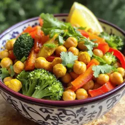 Für die Zubereitung des Crispy Lemon Turmeric Chickpea Stir-Fry benötigst du folgende Hauptzutaten: - 1 Dose (450 g) Kichererbsen, abgetropft und abgespült - 1 Esslöffel Olivenöl - 1 Zitrone, abgerieben und ausgepresst - 1 rote Paprika, in Streifen geschnitten - 1 Tasse Brokkoliröschen - 1 Karotte, in feine Streifen geschnitten - 2 Frühlingszwiebeln, in Ringe geschnitten Diese Zutaten sind einfach zu finden und machen das Gericht frisch und lecker. Kichererbsen sind eine großartige Proteinquelle und geben dem Gericht eine tolle Textur. Um den vollen Geschmack zu entfalten, verwendest du diese Gewürze und Kräuter: - 1 Teelöffel Kurkumapulver - 1 Teelöffel Paprikapulver - 1 Teelöffel Knoblauchpulver - Salz und Pfeffer nach Geschmack Kurkuma bringt eine schöne Farbe und viele gesunde Vorteile mit sich. Paprika und Knoblauchpulver geben dem Gericht eine aromatische Note. Um das Gericht noch ansprechender zu gestalten, kannst du folgende Garnituren hinzufügen: - Frischer Koriander zur Garnitur - Ein Zitronenschnitz an der Seite Diese Garnituren verleihen dem Gericht einen frischen Geschmack und eine schöne Optik. Sie sind einfach, aber sehr wirkungsvoll. Du findest das vollständige Rezept und die Anweisungen für dieses köstliche Gericht hier: [Full Recipe]. Zuerst müssen wir alle Zutaten bereitstellen. Das macht den Kochprozess einfacher. Hier sind die Zutaten, die Sie brauchen: - 1 Dose (450 g) Kichererbsen, abgetropft und abgespült - 1 Esslöffel Olivenöl - 1 Teelöffel Kurkumapulver - 1 Teelöffel Paprikapulver - 1 Teelöffel Knoblauchpulver - 1 Zitrone, abgerieben und ausgepresst - 1 rote Paprika, in Streifen geschnitten - 1 Tasse Brokkoliröschen - 1 Karotte, in feine Streifen geschnitten - 2 Frühlingszwiebeln, in Ringe geschnitten - Salz und Pfeffer nach Geschmack - Frischer Koriander zur Garnitur Stellen Sie sicher, dass alles gewaschen und vorbereitet ist. So sparen Sie Zeit beim Kochen. Heizen Sie eine große Pfanne auf mittlerer bis hoher Hitze. Geben Sie das Olivenöl hinein und warten Sie, bis es heiß ist. Fügen Sie dann die Kichererbsen hinzu. Streuen Sie die Gewürze wie Kurkumapulver, Paprikapulver, Knoblauchpulver, Salz und Pfeffer gleichmäßig darüber. Rühren Sie gut um, damit jede Kichererbse bedeckt ist. Braten Sie die Kichererbsen 5-7 Minuten lang an. Sie sollen knusprig und goldbraun werden. Das gibt einen tollen Geschmack. Jetzt ist es Zeit, das Gemüse hinzuzufügen. Geben Sie die geschnittene rote Paprika, Brokkoliröschen und die julienned Karotte in die Pfanne. Braten Sie alles weitere 5-7 Minuten, bis das Gemüse zart, aber noch knackig ist. So bleibt die Frische erhalten. Drücken Sie den Zitronensaft über das Pfannengericht. Fügen Sie auch den Zitronenabrieb hinzu. Mischen Sie alles gut durch. Die Zitrone bringt Frische und einen tollen Geschmack. Nehmen Sie die Pfanne vom Herd und garnieren Sie das Gericht mit Frühlingszwiebeln und frischem Koriander. Für das komplette Rezept schauen Sie sich die [Full Recipe] an. Die Wahl der Pfanne ist wichtig für den Erfolg. Eine große, schwere Pfanne verteilt die Hitze gut. So werden die Kichererbsen gleichmäßig knusprig. Eine beschichtete Pfanne kann auch helfen, die Kichererbsen nicht anzuhaften. Ich empfehle eine gusseiserne oder Edelstahlpfanne. Mit der richtigen Pfanne gelingt dir das Gericht besser. Die Garzeiten sind entscheidend für die perfekte Textur. Brate die Kichererbsen etwa 5-7 Minuten an. Rühre sie dabei immer wieder um. So werden sie gleichmäßig goldbraun. Füge dann das Gemüse hinzu und brate es für 5-7 Minuten weiter. Es soll zart, aber knackig bleiben. Diese Zeiten sorgen für das beste Ergebnis. Du kannst die Aromen nach deinem Geschmack anpassen. Füge mehr Zitronensaft hinzu, wenn du es fruchtiger magst. Auch etwas Chili-Pulver kann Schärfe bringen. Probiere frische Kräuter wie Petersilie oder Basilikum. Diese geben dem Gericht eine neue Note. Experimentiere mit den Gewürzen. So machst du das Gericht einzigartig. Für das vollständige Rezept, schau dir die [Full Recipe] an. {{image_4}} Sie können Ihr Gericht mit verschiedenen Gemüsearten anpassen. Möchten Sie mehr Farbe? Fügen Sie gelbe Paprika oder Zucchini hinzu. Sie können auch Spinat oder Mangold verwenden, um die Nährstoffe zu erhöhen. Diese Gemüse passen gut zu Kichererbsen. Sie bringen zusätzliches Leben in die Pfanne. Dieses Rezept ist bereits vegan und glutenfrei. Es benötigt keine Anpassungen, um diese Standards zu erfüllen. Wenn Sie jedoch eine proteinreiche Option möchten, fügen Sie etwas Tofu hinzu. Tofu nimmt die Aromen gut auf und ergänzt die Kichererbsen perfekt. Sie können die Gewürze nach Ihrem Geschmack ändern. Wenn Sie es schärfer mögen, fügen Sie etwas Cayennepfeffer hinzu. Für einen süßeren Geschmack probieren Sie Kreuzkümmel oder Zimt. Diese Gewürze verleihen Ihrem Gericht eine neue Dimension. Experimentieren Sie mit verschiedenen Kombinationen. Sie könnten sogar eine asiatische Note hinzufügen, indem Sie Ingwer und Sojasauce verwenden. Das Rezept ist flexibel und bietet viele Möglichkeiten. So bleibt es immer spannend und lecker! Für das vollständige Rezept schauen Sie sich die gesamte Anleitung an. Um die Reste Ihres Crispy Lemon Turmeric Chickpea Stir-Fry zu lagern, verwenden Sie einen luftdichten Behälter. Lassen Sie das Gericht zuerst auf Zimmertemperatur abkühlen. Dann decken Sie es gut ab. So bleibt der Geschmack frisch. Um Ihre Reste aufzuwärmen, verwenden Sie eine Pfanne oder die Mikrowelle. In der Pfanne erhitzen Sie das Gericht bei mittlerer Hitze. Fügen Sie etwas Wasser oder Öl hinzu, um ein Anbrennen zu vermeiden. In der Mikrowelle erwärmen Sie das Gericht in 30-Sekunden-Intervallen. Rühren Sie es gut um, um eine gleichmäßige Erwärmung zu erreichen. Das Crispy Lemon Turmeric Chickpea Stir-Fry hält sich gut im Kühlschrank. Es bleibt etwa 3 bis 5 Tage frisch. Achten Sie darauf, es gut zu verpacken. Wenn Sie das Gericht länger aufbewahren möchten, frieren Sie es ein. So bleibt es bis zu 3 Monate genießbar. Um die Kichererbsen knuspriger zu machen, gibt es einige einfache Tipps. - Trockne die Kichererbsen gut ab. - Backe sie im Ofen bei 200 Grad Celsius für 20-30 Minuten. - Verwende mehr Olivenöl beim Anbraten. - Rühre sie regelmäßig um, damit sie gleichmäßig bräunen. Diese Schritte helfen, dass die Kichererbsen perfekt knusprig werden. Ja, du kannst frische Kichererbsen verwenden. Achte darauf, sie gut zu kochen. Frische Kichererbsen müssen in Wasser gekocht werden, bis sie weich sind. Sie benötigen mehr Zeit als die aus der Dose. Frische Kichererbsen geben dem Gericht einen tollen Geschmack. Es gibt viele Beilagen, die gut zu diesem Gericht passen. - Reis oder Quinoa sind tolle Optionen. - Ein frischer Salat bringt einen schönen Kontrast. - Fladenbrot oder Pita passen auch gut dazu. Diese Beilagen machen dein Essen noch reichhaltiger und leckerer. Für die vollständige Rezeptanleitung, schau dir das [Full Recipe] an. In diesem Blogbeitrag habe ich die Hauptzutaten, die Zubereitung und nützliche Tipps für leckere Kichererbsen erklärt. Ich habe auch Variationen und Aufbewahrungshinweise gegeben. Denke daran, dass du mit den Gewürzen und Gemüsen spielen kannst. So findest du deinen perfekten Geschmack. Kichererbsen sind vielseitig und einfach zuzubereiten. Egal, ob du Reste hast oder ständig kochst, du kannst immer etwas Großartiges schaffen. Experimentiere und genieße jedes Gericht!