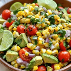 - Frische Maiskolben - Reife Avocados - Rote Paprika und Zwiebel Die Hauptzutaten sind der Schlüssel zu einem leckeren Salat. Frische Maiskolben geben einen süßen und rauchigen Geschmack. Wählen Sie die Kolben, die fest und prall sind. Die Farbe der Körner sollte leuchtend und gleichmäßig sein. Reife Avocados bringen Cremigkeit. Drücken Sie leicht auf die Haut; sie sollte sanft nachgeben. Rote Paprika sorgt für eine knackige Textur und Farbe. Eine mild schmeckende Zwiebel fügt einen tollen Biss hinzu. - Limettensaft und Olivenöl - Honig und Gewürze Das Dressing macht den Salat besonders. Frischer Limettensaft sorgt für eine spritzige Note. Verwenden Sie hochwertiges Olivenöl für einen reichhaltigen Geschmack. Honig fügt eine süße Balance hinzu. Gewürze wie Salz und Pfeffer bringen alles zusammen. Ein Hauch von Chilipulver kann für einen kleinen Kick sorgen. - Hinweise zur Auswahl reifer Avocados - Frische Maiskolben richtig auswählen Um die besten Zutaten zu finden, beachten Sie Folgendes: Reife Avocados sollten dunkelgrün sein und leicht weich. Vermeiden Sie solche mit dunklen Flecken. Für frische Maiskolben prüfen Sie die Blätter. Sie sollten grün und fest sein. Die Maiskörner sollten prall und saftig aussehen. Ein frischer Maiskolben riecht süßlich. Diese Tipps helfen Ihnen, die besten Zutaten zu wählen, um den Salat perfekt zu machen. Für das vollständige Rezept schauen Sie sich den "Gegrillten Mais-Avocado Fiesta-Salat" an. Zuerst heizen Sie den Grill auf mittelhohe Temperatur vor. Dies sorgt für eine gleichmäßige Garung. Nehmen Sie die frischen Maiskolben und schälen Sie sie. Danach weichen Sie die Kolben für etwa 15 Minuten in Wasser ein. Das Einweichen hilft, die Maiskolben zart zu machen und ein Anbrennen zu verhindern. Nach dem Einweichen legen Sie die Kolben direkt auf den Grill. Grillen Sie den Mais etwa 10 bis 15 Minuten lang. Wenden Sie die Kolben regelmäßig, damit sie gleichmäßig garen. Der Mais sollte am Ende zart und leicht gebräunt sein. Nehmen Sie die Kolben vom Grill und lassen Sie sie abkühlen. Während der Mais abkühlt, können Sie die anderen Zutaten vorbereiten. Nehmen Sie zwei reife Avocados und schneiden Sie sie in Würfel. Würfeln Sie auch die rote Paprika und hacken Sie die rote Zwiebel fein. Teilen Sie die Cherrytomaten und geben Sie alles in eine große Schüssel. Für das Dressing nehmen Sie eine kleine Schüssel. Geben Sie den Saft einer Limette, Olivenöl, Honig, Salz und Pfeffer hinein. Wenn Sie mögen, fügen Sie auch etwas Chilipulver hinzu. Verquirlen Sie alles gut, bis die Mischung gleichmäßig ist. Jetzt kommt der spannende Teil. Nehmen Sie die gegrillten Maiskolben und schneiden Sie die Körner von den Kolben ab. Fügen Sie die Maiskörner zu den anderen Zutaten in der Schüssel hinzu. Gießen Sie das Dressing über die Salatzutaten. Mischen Sie alles vorsichtig, damit sich die Aromen gut vermischen. Zum Schluss heben Sie den gehackten Koriander unter den Salat. Schmecken Sie den Salat ab und fügen Sie bei Bedarf mehr Limettensaft oder Salz hinzu. Servieren Sie den Salat sofort oder lassen Sie ihn 30 Minuten im Kühlschrank ziehen. So können die Aromen noch besser zur Geltung kommen. Wenn Sie das vollständige Rezept suchen, finden Sie es unter "Gegrillter Mais-Avocado Fiesta-Salat". Um Gemüse richtig zu grillen, wähle frisches Gemüse. Schneide es in gleichmäßige Stücke. So garen sie gleichmäßig. Lege das Gemüse auf den Grill, wenn er heiß ist. Wende das Gemüse oft, damit es nicht anbrennt. Halte die Temperatur konstant. Ein Grillthermometer kann dir helfen. Um Anbrennen zu verhindern, weiche die Maiskolben vor dem Grillen ein. Dies hilft, die Körner zu dämpfen. So bleibt der Mais saftig und zart. Du kannst auch etwas Öl auf das Gemüse geben. Das schützt es und gibt Geschmack. Probiere verschiedene Dressings aus. Ein Joghurt-Dressing kann eine tolle Alternative sein. Du kannst auch eine Vinaigrette aus Balsamico machen. Das gibt deinem Salat einen neuen Twist. Füge zusätzliche Zutaten hinzu für mehr Geschmack. Schwarze Bohnen bringen Protein und Textur. Feta-Käse kann eine salzige Note hinzufügen. Ein häufiger Fehler ist das Übergrillen von Gemüse. Achte darauf, dass das Gemüse nicht zu lange auf dem Grill bleibt. Dies macht es trocken und zäh. Beim Mischen des Salats, sei vorsichtig. Zu starkes Mischen kann die Avocados zerdrücken. Hebe die Zutaten sanft untereinander. So bleibt alles schön und frisch. {{image_4}} Für eine vegetarische oder vegane Version des Salats können Sie zusätzliche proteinreiche Zutaten hinzufügen. Kichererbsen oder schwarze Bohnen passen gut. Sie bieten eine gute Textur und machen den Salat sättigender. Wenn Sie den Honig ersetzen möchten, verwenden Sie Agavendicksaft oder Ahornsirup. Diese Optionen sind vegan und fügen eine süße Note hinzu. Nutzen Sie saisonales Gemüse für mehr Frische. Im Sommer sind Zucchini oder Gurken eine tolle Ergänzung. Im Herbst können geröstete Kürbiswürfel den Salat bereichern. Passen Sie die Zutaten je nach Jahreszeit an. Im Winter können Sie geröstete Wurzelgemüse verwenden, um dem Salat mehr Tiefe zu geben. Dieser Salat passt gut zu gegrilltem Fleisch oder Fisch. Servieren Sie ihn als Beilage zu Steak oder Lachs. Für eine komplette Mahlzeit kombinieren Sie den Salat mit Quinoa oder Reis. Diese Kombination macht das Essen vollwertig und nahrhaft. Entdecken Sie mehr zu diesem Thema in der vollständigen Rezeptbeschreibung. Der gegrillte Mais-Avocado-Salat bleibt frisch, wenn du ihn richtig lagerst. Im Kühlschrank hält er sich optimal für 2 bis 3 Tage. Um die Frische zu erhalten, lege den Salat in einen luftdichten Behälter. So bleibt er knackig und lecker. Achte darauf, die Avocado mit Limettensaft zu beträufeln, um eine braune Verfärbung zu vermeiden. Das Einfrieren von Salat ist nicht ideal, da die Textur leidet. Wenn du jedoch Reste hast, kannst du die Maiskörner und das Gemüse getrennt einfrieren. Die Avocados solltest du nicht einfrieren, da sie matschig werden. Um die Reste wieder aufzuwärmen, tau den Mais und das Gemüse im Kühlschrank auf. Erhitze sie dann in einer Pfanne, bis sie warm sind. Du kannst die Reste im nächsten Gericht verwenden. Mische sie in einer Omelette oder einem Wrap. Du kannst auch einen herzhaften Reis- oder Quinoa-Salat daraus machen. Eine Kombination aus Bohnen und Käse passt gut dazu. So schaffst du kreative Mahlzeiten mit wenig Aufwand. Wenn du mehr Inspiration möchtest, schau dir das vollständige Rezept an. Der Salat hält sich gut im Kühlschrank. Lagern Sie ihn in einem luftdichten Behälter. Er bleibt 2 bis 3 Tage frisch. Nach dieser Zeit kann die Avocado braun werden. Um das zu vermeiden, legen Sie etwas Limettensaft auf die Avocado. Das hilft, die Farbe zu erhalten. Ja, Sie können viele Zutaten hinzufügen! Einige gute Optionen sind: - schwarze Bohnen für mehr Protein - Mais aus der Dose, wenn frischer nicht verfügbar ist - Feta-Käse für einen salzigen Geschmack - Jalapeños für etwas Schärfe - andere Gemüsesorten wie Gurken oder Zucchini Experimentieren Sie! Passen Sie den Salat nach Ihrem Geschmack an. Servieren Sie den Salat in einer großen Schüssel. Dekorieren Sie ihn mit Koriander und Limettenspalten. Das sieht schön aus und macht Lust auf mehr. Er passt gut zu gegrilltem Fleisch oder Fisch. Sie können ihn auch als Beilage zu Tacos oder Burritos servieren. Das vollständige Rezept für den Gegrillter Mais-Avocado Fiesta-Salat finden Sie in der Rezeptsektion. Es hilft Ihnen, jeden Schritt einfach zu folgen. Zusammenfassend haben wir die besten Zutaten und Schritte für den Grill-Salat behandelt. Frische Maiskolben und reife Avocados sind der Schlüssel. Wir haben Tipps zur perfekten Grilltechnik und Variationen besprochen, um den Salat anzupassen. Beachte die Aufbewahrung, um die Frische zu erhalten, und nutze die Reste kreativ. Mit diesen Infos kannst du leckere Gerichte zaubern. Viel Spaß beim Ausprobieren!