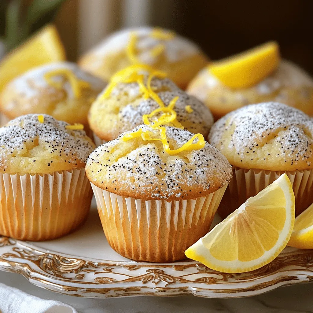 Für die Zitronen-Mohn-Joghurt-Muffins benötigen Sie: - 1 Tasse griechischer Joghurt - 2 große Eier - 1/2 Tasse Kristallzucker - 1/4 Tasse Honig - 1/4 Tasse Pflanzenöl - Schale von 1 Zitrone - 1/4 Tasse frischer Zitronensaft - 1 1/2 Tassen Weizenmehl - 1 Teelöffel Backpulver - 1/2 Teelöffel Natron - 1/4 Teelöffel Salz - 2 Esslöffel Mohnsamen Diese Zutaten machen die Muffins saftig und aromatisch. Der griechische Joghurt sorgt für eine tolle Konsistenz. Die Zitrone gibt den Muffins einen frischen Kick. Wenn Sie auf spezielle Diäten achten, können Sie einige Zutaten ersetzen: - Verwenden Sie pflanzlichen Joghurt für eine vegane Option. - Ersetzen Sie Eier durch Apfelmus oder Leinsamen. - Verwenden Sie Honigersatz wie Agavendicksaft für vegane Muffins. - Glutenfreies Mehl ist eine gute Option für glutenfreie Muffins. Diese Alternativen halten die Muffins lecker und passen zu verschiedenen Ernährungsbedürfnissen. Die Qualität der Zutaten beeinflusst den Geschmack der Muffins stark. Achten Sie auf frische, bio-zertifizierte Produkte. Frische Zitronen haben mehr Geschmack. Verwenden Sie hochwertigen griechischen Joghurt, um die Muffins fluffig zu machen. Auch die Mohnsamen sollten frisch sein, damit sie ihr volles Aroma entfalten. Wenn Sie die Muffins nach dem [Full Recipe] zubereiten, werden Sie die Unterschiede sofort merken. Heize deinen Ofen auf 175°C vor. Dies sorgt für die perfekte Backtemperatur. Lege deine Muffinform mit Papierbackformen aus oder sprühe sie mit Antihaftspray ein. So verhindern wir, dass die Muffins kleben bleiben. Du solltest etwa 12 Muffins machen. In einer großen Schüssel mische den griechischen Joghurt, die Eier, den Zucker und den Honig. Nimm einen Schneebesen und rühre gut, bis alles glatt ist. Dann füge das Pflanzenöl, die Zitronenschale und den Zitronensaft hinzu. Rühre weiter, bis die Mischung gut vermischt ist. Diese Schritte machen die Basis für die Muffins lecker und feucht. In einer separaten Schüssel mische das Mehl, Backpulver, Natron und Salz. Achte darauf, dass alles gleichmäßig verteilt ist. Nun füge die trockenen Zutaten nach und nach zur Joghurtmischung hinzu. Rühre vorsichtig, bis alles gerade so vermischt ist. Übermische es nicht, da dies die Muffins hart machen kann. Zum Schluss hebe die Mohnsamen unter. So verteilst du den Geschmack gleichmäßig. Folge diesen Schritten, um die perfekten Zitronen-Mohn-Joghurt-Muffins zu backen. Du findest das vollständige Rezept im Abschnitt "Full Recipe". Um die Muffins saftig zu machen, nutze griechischen Joghurt. Der Joghurt gibt Feuchtigkeit und schmeckt gut. Achte darauf, frischen Zitronensaft und Zitronenschale zu verwenden. Diese Zutaten bringen viel Geschmack. Ein weiterer Trick ist, die Muffins nicht zu lange zu backen. Überprüfe sie nach 18 Minuten. Sie sollten leicht goldbraun sein. Übermixen kann die Muffins hart machen. Mische die trockenen und feuchten Zutaten nur kurz. Wenn du sie kombinierst, rühre nur so lange, bis keine Mehlnester mehr sichtbar sind. Ein paar Klümpchen sind in Ordnung. Das hilft, die Muffins fluffig zu halten. Die Backzeit ist wichtig für den Erfolg. Backe die Muffins bei 175°C für 18-20 Minuten. Ein Zahnstocher ist dein bester Freund. Stecke ihn in die Mitte eines Muffins. Wenn er sauber herauskommt, sind sie fertig. Lass die Muffins nach dem Backen kurz abkühlen. So bleiben sie schön saftig. Für das komplette Rezept kannst du die [Full Recipe] anschauen. {{image_4}} Um die Muffins noch interessanter zu machen, können Sie zusätzliche Zutaten hinzufügen. Probieren Sie, gehackte Nüsse, wie Mandeln oder Walnüsse, hinzuzufügen. Diese verleihen den Muffins einen knackigen Biss. Auch Trockenfrüchte wie Cranberries oder Aprikosen bringen eine süße Note. Zimt oder Vanille können ebenfalls hinzugefügt werden, um den Geschmack zu intensivieren. Diese kleinen Änderungen können große Wirkung haben. Wenn Sie glutenfreie Muffins benötigen, ersetzen Sie das Weizenmehl durch eine glutenfreie Mehlmischung. Achten Sie darauf, dass das Mehl Xanthan enthält, um die Struktur zu verbessern. Für vegane Muffins verwenden Sie pflanzlichen Joghurt und ersetzen die Eier durch Apfelmus oder Leinsamen. Diese Zutaten helfen, die Feuchtigkeit zu halten und die Muffins lecker zu machen. Saisonale Früchte können Ihre Muffins aufpeppen. Im Sommer passen frische Beeren wie Himbeeren oder Heidelbeeren gut dazu. Einfach die Beeren vorsichtig unter den Teig heben. Im Herbst können Sie Äpfel oder Kürbis verwenden. Diese Früchte bringen einen neuen Geschmack und zusätzliche Feuchtigkeit. Egal, welche Früchte Sie wählen, sie werden den Muffins einen frischen Kick geben. Für das vollständige Rezept schauen Sie bitte hier: [Full Recipe]. Um die Muffins frisch zu halten, legen Sie sie in einen luftdichten Behälter. Verwenden Sie eine Verpackung, die die Feuchtigkeit gut speichert. Die Muffins bleiben so für bis zu drei Tage saftig. Stellen Sie den Behälter an einen kühlen Ort, fern von direkter Sonne. So bleiben die Aromen erhalten. Fügen Sie einen Apfel oder ein Stück Brot in den Behälter hinzu. Diese helfen, die Feuchtigkeit zu halten. Vermeiden Sie es, die Muffins in den Kühlschrank zu legen. Kälte kann die Textur verändern. Wenn Sie die Muffins länger aufbewahren möchten, denken Sie an das Einfrieren. Um die Muffins einzufrieren, lassen Sie sie zuerst vollständig abkühlen. Wickeln Sie jeden Muffin in Frischhaltefolie. Legen Sie die eingewickelten Muffins in einen Gefrierbeutel. So bleiben sie bis zu drei Monate frisch. Zum Auftauen, lassen Sie sie einfach bei Raumtemperatur stehen oder wärmen Sie sie kurz in der Mikrowelle. Genießen Sie die Muffins dann wie frisch gebacken! Für das komplette Rezept besuchen Sie bitte [Full Recipe]. Um die Muffins gesünder zu machen, können Sie den Zucker reduzieren. Versuchen Sie, den Kristallzucker durch eine natürliche Süße wie Apfelmus oder reife Bananen zu ersetzen. Das macht die Muffins weniger süß, aber immer noch lecker. Außerdem können Sie Vollkornmehl statt Weißmehl verwenden. Vollkornmehl hat mehr Ballaststoffe. So wird jede Muffinportion nahrhafter. Wenn Sie keinen Joghurt haben, probieren Sie Apfelmus oder Quark. Diese Alternativen geben Feuchtigkeit und einen ähnlichen Geschmack. Veganer können pflanzlichen Joghurt aus Kokos oder Soja verwenden. Diese Optionen sind einfach und helfen, die Muffins saftig zu halten. Mohnsamen bringen einen tollen Crunch und einen einzigartigen Geschmack. Sie sind auch reich an Nährstoffen und enthalten viele gesunde Fette. Diese kleinen Samen fügen nicht nur Textur hinzu, sie sind auch eine schöne Dekoration. Jeder Biss wird so noch interessanter. In diesem Blogpost haben wir die besten Zutaten für Muffins besprochen. Wir schauten uns auch Alternativen für spezielle Diäten an und wie wichtig die Qualität ist. Die Schritt-für-Schritt-Anleitung hilft dir beim perfekten Backen. Mit Tipps machst du saftige Muffins und vermeidest Übermixen. Variationen sorgen für Abwechslung und Lagerungshinweise halten die Muffins frisch. Experimentiere mit den Rezepten und finde deine Favoriten. So machst du jedes Muffin-Erlebnis besonders. Viel Spaß beim Backen!