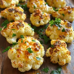 - 1 großer Kopf Blumenkohl - 4 Knoblauchzehen - 60 ml Olivenöl - 50 g geriebener Parmesan-Käse - 1 Teelöffel Knoblauchpulver - 1 Teelöffel Zwiebelpulver - 1/2 Teelöffel geräuchertes Paprikapulver - Salz und Pfeffer nach Geschmack - Frische Petersilie, gehackt Blumenkohl ist der Star in diesem Rezept. Ich liebe es, ihn zu rösten. Der Blumenkohl hat eine tolle Textur. Durch das Rösten wird er weich, aber auch knusprig. Er bekommt einen tiefen, reichen Geschmack. Der Knoblauch ist ein wichtiger Teil. Gerösteter Knoblauch hat eine süße Note. Ich benutze frische Knoblauchzehen. Das macht den Geschmack noch besser. Zusammen mit dem Olivenöl sorgt er für eine schöne Marinade. Parmesan-Käse bringt eine salzige Tiefe. Er schmilzt beim Rösten und wird goldbraun. Die Gewürze, wie Knoblauchpulver und Zwiebelpulver, geben zusätzlichen Geschmack. Das geräucherte Paprikapulver fügt eine rauchige Note hinzu, die einfach köstlich ist. Am Ende bestreue ich den Blumenkohl mit frischer Petersilie. Sie bringt frische Farbe und Geschmack. So wird das Gericht nicht nur lecker, sondern auch schön anzusehen. Für die genauen Mengen und Schritte, siehe das Full Recipe. Zuerst teile ich den Blumenkohl in kleine Röschen. Diese Stücke sollten gleich groß sein, damit sie gleichmäßig garen. Dann hacke ich den Knoblauch fein. Frischer Knoblauch gibt dem Gericht einen tollen Geschmack. In einer großen Schüssel vermenge ich das Olivenöl mit dem gehackten Knoblauch, dem Knoblauchpulver, dem Zwiebelpulver und dem geräucherten Paprikapulver. Ich füge auch Salz und Pfeffer hinzu, um das Ganze abzurunden. Dann gebe ich die Blumenkohlröschen in die Schüssel. Ich vermische alles gut, bis jedes Röschen gleichmäßig mit der Mischung bedeckt ist. Ich lege die marinierten Blumenkohlröschen auf ein Backblech. Dabei achte ich darauf, dass sie nicht übereinander liegen. So rösten sie besser. Dann schiebe ich das Blech in den vorgeheizten Ofen. Nach 20 Minuten nehme ich das Blech heraus und streue den geriebenen Parmesan gleichmäßig über den Blumenkohl. Ich schiebe es wieder in den Ofen für weitere 10 Minuten. Der Blumenkohl sollte zart sein und der Käse goldbraun und sprudelnd. Schließlich garnieren ich den Blumenkohl mit frischer, gehackter Petersilie. Um die besten Röstaromen zu erreichen, ist die Temperatur entscheidend. Ich empfehle dir, den Ofen auf 220°C (425°F) vorzuheizen. Diese Hitze sorgt für eine schöne Bräunung. Röste den Blumenkohl etwa 20 Minuten, dann rühre ihn um. So wird alles gleichmäßig gar. Frische Zutaten sind ein weiterer Schlüssel zu einem köstlichen Gericht. Verwende frischen Blumenkohl und frischen Knoblauch. Sie bringen mehr Geschmack. Das macht dein Gericht lebendig und lecker. Du kannst mit der Rezeptur spielen. Füge andere Gemüsesorten hinzu, wie Karotten oder Brokkoli. Diese bringen Farbe und neue Aromen. Außerdem kannst du den Käse tauschen. Probiere einen anderen Hartkäse oder sogar veganen Käse. So passt das Rezept besser zu deinen Vorlieben oder diätetischen Bedürfnissen. Serviere den Blumenkohl mit verschiedenen Beilagen. Ein einfacher Joghurt-Dip passt gut dazu. Auch ein frischer Salat ergänzt das Gericht. Kombiniere den Blumenkohl mit Fleisch oder Fisch. Hähnchenbrust oder Lachs sind tolle Optionen. So wird das Gericht zu einer vollwertigen Mahlzeit. Für das komplette Rezept schau dir den [Full Recipe] an. {{image_4}} Für eine vegane Version des Gerichts können Sie Käse aus Nüssen verwenden. Viele Geschäfte bieten vegane Käseoptionen an. Diese Käse sind oft aus Cashews oder Mandeln gemacht. Alternativ können Sie auch ganz auf Käse verzichten. Ein einfaches Topping aus Kürbiskernen oder Sonnenblumenkernen sorgt für einen knusprigen Biss. Rösten Sie die Kerne leicht an, um den Geschmack zu intensivieren. Um asiatische Aromen hinzuzufügen, probieren Sie Sojasauce. Diese Sauce passt gut zu Knoblauch und Blumenkohl. Mischen Sie die Sojasauce mit etwas Sesamöl für zusätzlichen Geschmack. Für italienische Aromen verwenden Sie getrocknete Kräuter wie Oregano oder Thymian. Diese Kräuter geben dem Gericht einen mediterranen Touch. Nutzen Sie saisonales Gemüse, um das Gericht anzupassen. Im Frühling können Sie Spargel oder Erbsen hinzufügen. Im Herbst passen geröstete Kürbisstücke gut zu Blumenkohl. Wenn Sie das Rezept für Feiertage verwenden, können Sie die Gewürze anpassen. Fügen Sie zum Beispiel etwas Zimt oder Muskatnuss hinzu, um eine festliche Note zu erreichen. Das Rezept für gerösteten Knoblauch Parmesan Blumenkohl ist einfach und flexibel. Es erlaubt Ihnen, kreativ zu sein und verschiedene Geschmäcker zu erkunden. Gerösteter Knoblauch Parmesan Blumenkohl bleibt im Kühlschrank frisch. Lagern Sie ihn in einem luftdichten Behälter. Er hält sich etwa 3 bis 5 Tage. Achten Sie darauf, dass der Blumenkohl vollständig abgekühlt ist, bevor Sie ihn wegstellen. Dies verhindert, dass er matschig wird. Um Blumenkohl einzufrieren, lassen Sie ihn zuerst abkühlen. Teilen Sie ihn in Portionen. Legen Sie die Portionen in gefriergeeignete Beutel. Drücken Sie die Luft heraus, bevor Sie sie verschließen. So bleibt der Blumenkohl bis zu 3 Monate frisch. Zum Wiederaufwärmen, nehmen Sie ihn aus dem Gefrierfach und lassen ihn im Kühlschrank auftauen. Erhitzen Sie ihn dann im Ofen oder in der Mikrowelle. Verwenden Sie übrig gebliebenen Blumenkohl für neue Gerichte. Mischen Sie ihn in einem Salat oder in einer Suppe. Sie können ihn auch zu einer leckeren Blumenkohl-Pizza verarbeiten. Fügen Sie einfach den Blumenkohl als Basis hinzu. So haben Sie gleich zwei köstliche Gerichte aus einem Rezept. Die Zubereitung dauert insgesamt 40 Minuten. Du benötigst 10 Minuten für die Vorbereitung und 30 Minuten für das Rösten. Diese schnelle Zeit macht das Gericht perfekt für ein schnelles Abendessen oder eine Beilage. Ja, du kannst das Rezept leicht ändern. Für vegetarische Optionen kannst du den Parmesan durch einen veganen Käse ersetzen. Wenn du glutenfrei bist, achte darauf, dass die Gewürze frei von Gluten sind. Du kannst auch andere Gewürze hinzufügen, um neue Aromen zu entdecken. Roasted Garlic Parmesan Cauliflower passt gut zu vielen Gerichten. Du kannst es als Beilage zu Fleisch oder Fisch servieren. Auch als Snack mit einem Dip ist es köstlich. Garniere es mit frischer Petersilie für einen schönen Look. Blumenkohl ist sehr gesund. Er ist reich an Vitaminen C und K. Zudem enthält er viele Ballaststoffe, die gut für die Verdauung sind. Blumenkohl hat auch Antioxidantien, die helfen, deine Zellen zu schützen. Es ist low-carb und somit ideal für viele Diäten. Dieses Rezept für gerösteten Blumenkohl mit Knoblauch und Parmesan bietet viel Geschmack. Von den Hauptzutaten bis zu tollen Tipps und Variationen hast du alle Infos. Die Anleitung führt einfach zur perfekten Beilage oder zum Hauptgericht. Denke daran, den Blumenkohl frisch zu halten und kreativ mit Gewürzen zu sein. Nutze die Reste für neue Gerichte. So wird dieses Rezept ein häufiges Highlight auf deinem Tisch. Probiere es aus und genieße die köstlichen Aromen!