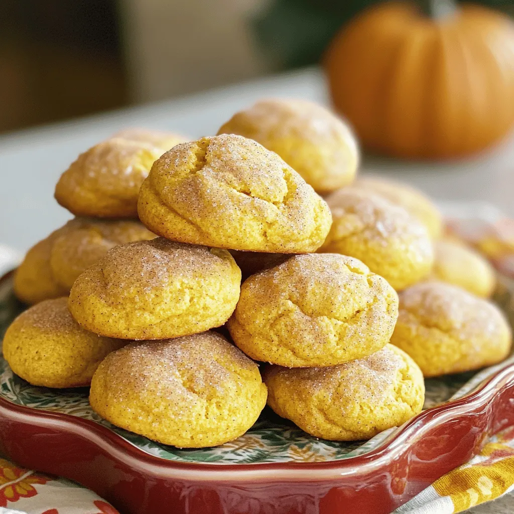 Kürbisgewürz Snickerdoodles Leckerer Keksgenuss