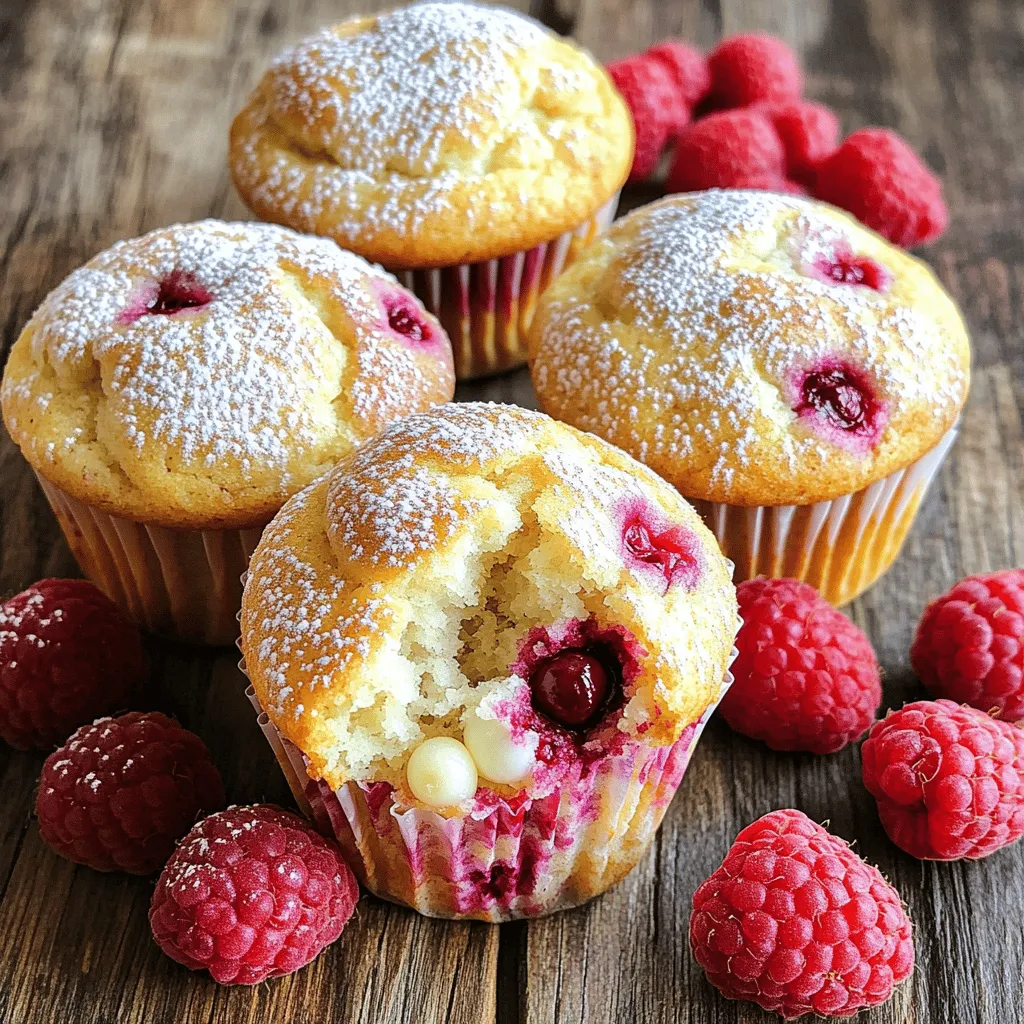 Um die perfekten Himbeer-Weiß-Schokolade-Muffins zu backen, benötigen Sie: - 1 Tasse frische Himbeeren (oder gefrorene, aufgetaut) - 1 Tasse weiße Schokoladenstückchen - 2 Tassen Weizenmehl - 1/2 Tasse Kristallzucker - 1/2 Teelöffel Salz - 1 Esslöffel Backpulver - 1/2 Teelöffel Natron - 1 großes Ei - 1 Tasse Buttermilch (oder 1 Tasse Milch + 1 Esslöffel Essig) - 1/2 Tasse Pflanzenöl - 1 Teelöffel Vanilleextrakt Frische Himbeeren machen den Muffin besonders lecker. Wählen Sie Himbeeren mit tiefem Rot. Sie sollten fest und prall sein. Achten Sie darauf, dass sie keine Druckstellen haben. Überprüfen Sie den Geruch; frische Himbeeren duften süß und fruchtig. Kaufen Sie sie am besten in einer kleinen Schale, um Schäden zu vermeiden. Lagern Sie sie im Kühlschrank und essen Sie sie schnell, um die Frische zu bewahren. Für diese Muffins sind hochwertige weiße Schokoladenstückchen ideal. Achten Sie darauf, dass sie einen hohen Kakaoanteil haben. Schokoladenstückchen sollten gut schmelzen und süß sein. Marken wie Ghirardelli oder Callebaut sind großartige Optionen. Sie geben den Muffins einen reichhaltigen Geschmack. Vermeiden Sie minderwertige Produkte, da sie oft weniger schmelzen und weniger Geschmack haben. Heize den Ofen auf 175°C vor. Dies sorgt dafür, dass die Muffins gleichmäßig backen. Lege ein Muffinblech mit Papierförmchen aus oder fette es leicht ein. So lösen sich die Muffins später leichter. Nimm eine große Schüssel und gib 2 Tassen Weizenmehl, 1/2 Tasse Kristallzucker, 1/2 Teelöffel Salz, 1 Esslöffel Backpulver und 1/2 Teelöffel Natron hinein. Vermische alles gut mit einem Schneebesen. Diese trockenen Zutaten sind die Basis für deine Muffins. In einer anderen Schüssel mische 1 Tasse Buttermilch, 1/2 Tasse Pflanzenöl, 1 große Eier und 1 Teelöffel Vanilleextrakt. Rühre alles glatt. Diese Mischung bringt Feuchtigkeit und Geschmack in die Muffins. Gieße die feuchten Zutaten in die trockenen Zutaten. Hebe alles vorsichtig mit einem Spatel unter. Rühre nicht zu lange; kleine Klümpchen sind in Ordnung. Füge dann 1 Tasse frische Himbeeren und 1 Tasse weiße Schokoladenstückchen hinzu. Mische die Zutaten sanft, damit die Himbeeren ganz bleiben. Fülle den Teig gleichmäßig in die Muffinförmchen. Fülle sie etwa zu zwei Dritteln, damit sie beim Backen nicht überlaufen. Backe die Muffins für 18-20 Minuten. Überprüfe die Muffins mit einem Zahnstocher. Wenn er sauber herauskommt, sind sie fertig. Lass die Muffins 5 Minuten im Blech abkühlen. Danach lege sie auf ein Kuchengitter, damit sie vollständig auskühlen. Um trockene Muffins zu vermeiden, gibt es einfache Tipps. Achten Sie darauf, die Zutaten nicht zu lange zu mischen. Wenn Sie die trockenen und feuchten Zutaten vereinen, rühren Sie nur, bis sie gerade vermischt sind. Kleine Klümpchen sind in Ordnung. Dies hilft, den Teig locker und feucht zu halten. Ein weiterer Tipp ist, die Muffins nicht zu lange zu backen. Überprüfen Sie sie nach 18 Minuten mit einem Zahnstocher. Wenn er sauber herauskommt, sind sie fertig. Variationen machen das Backen spannend. Sie können die Himbeeren durch andere Beeren wie Heidelbeeren oder Erdbeeren ersetzen. Auch Nüsse wie Mandeln oder Walnüsse passen gut. Für einen besonderen Geschmack können Sie auch Zimt oder Zitronenschale hinzufügen. Diese kleinen Änderungen können neue Geschmackserlebnisse bieten. Seien Sie kreativ und probieren Sie verschiedene Kombinationen aus. Die Lagerung Ihrer Muffins ist wichtig, um ihre Frische zu erhalten. Lassen Sie die Muffins zuerst auf einem Kuchengitter abkühlen. Lagern Sie sie dann in einem luftdichten Behälter. So bleiben sie weich und lecker. Für eine längere Haltbarkeit können Sie die Muffins auch einfrieren. Wickeln Sie sie gut ein, um Gefrierbrand zu vermeiden. Wenn Sie sie essen möchten, lassen Sie sie einfach bei Raumtemperatur auftauen. {{image_4}} Für vegane Muffins ersetzen Sie das Ei mit 1/4 Tasse Apfelmus. Nutzen Sie Pflanzenmilch anstelle von Buttermilch. Achten Sie darauf, vegane weiße Schokoladenstückchen zu verwenden. Diese Varianten sind einfach und lecker. Sie bleiben saftig und frisch. Sie können die Himbeeren durch andere Früchte ersetzen. Blaubeeren oder Erdbeeren sind tolle Optionen. Wenn Sie Nüsse mögen, fügen Sie gehackte Mandeln oder Walnüsse hinzu. Diese Zutaten bringen einen neuen Geschmack in die Muffins. Experimentieren Sie mit verschiedenen Kombinationen für mehr Vielfalt. Um glutenfreie Muffins zu machen, verwenden Sie glutenfreies Mehl. Achten Sie darauf, dass es eine Mischung ist, die für Backwaren geeignet ist. Auch die anderen Zutaten bleiben gleich. So können alle genießen, auch mit Glutenunverträglichkeit. Um die Himbeer-Weiß-Schokolade-Muffins frisch zu halten, lege sie in einen luftdichten Behälter. Du kannst auch Frischhaltefolie verwenden. Stelle sicher, dass die Muffins vollständig abgekühlt sind, bevor du sie lagerst. So verhinderst du, dass sie matschig werden. Lagere die Muffins an einem kühlen, trockenen Ort. Sie bleiben so bis zu drei Tage frisch. Wenn du die Muffins länger aufbewahren möchtest, friere sie ein. Wickele jeden Muffin in Frischhaltefolie und lege sie in einen Gefrierbeutel. Entferne so viel Luft wie möglich. Die Muffins halten sich bis zu drei Monate im Gefrierfach. Wenn du sie essen möchtest, lasse sie einfach bei Raumtemperatur auftauen. Du kannst sie auch kurz in der Mikrowelle erwärmen. Die Haltbarkeit der Muffins hängt von der Lagerung ab. Bei richtiger Lagerung bleiben sie bis zu drei Tage frisch. Im Gefrierfach halten sie bis zu drei Monate. Achte darauf, die Muffins vor dem Verzehr auf Anzeichen von Schimmel oder einem unangenehmen Geruch zu prüfen. Mit diesen Tipps kannst du sicherstellen, dass deine Himbeer-Weiß-Schokolade-Muffins immer lecker bleiben. Ja, gefrorene Himbeeren sind eine tolle Option. Sie bringen viel Geschmack. Achte darauf, sie vorher aufzutauen. Tupfe sie dann mit einem Küchentuch trocken. So wird der Teig nicht zu feucht. Um fluffige Muffins zu bekommen, achte darauf, nicht zu lange zu rühren. Mische die trockenen und feuchten Zutaten nur, bis sie gerade verbunden sind. kleine Klümpchen sind in Ordnung. Das sorgt für die perfekte Textur. Wenn du keine Buttermilch hast, kannst du einfach Milch nutzen. Füge einen Esslöffel Essig hinzu und lasse es kurz stehen. Das macht die Milch sauer und funktioniert gut im Rezept. Ja, du kannst die Muffins im Voraus machen! Bereite den Teig vor und fülle ihn in die Förmchen. Stelle sie dann in den Kühlschrank. Du kannst sie später backen, wenn du bereit bist. So sind sie frisch und warm. Die Himbeer-Weiß-Schokolade-Muffins sind einfach und lecker. Wir haben darüber gesprochen, wie man die besten Zutaten auswählt und mehr über die Zubereitung lernt. Denken Sie an die Tipps, um perfekte Muffins zu backen und sie gut aufzubewahren. Variationen wie vegane oder glutenfreie Optionen machen das Rezept vielseitig. Egal, ob Sie es für sich selbst oder für Freunde machen, diese Muffins sind immer ein Hit. Viel Spaß beim Backen!