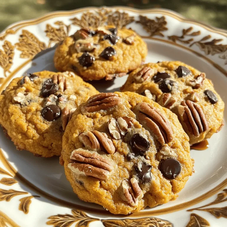 - 1 Tasse reines Kürbispüree - 1/2 Tasse natürliche Mandelbutter - 1/4 Tasse reiner Ahornsirup Die Hauptzutaten sind entscheidend für den Geschmack. Kürbispüree bringt Feuchtigkeit und eine süße Note. Mandelbutter sorgt für Cremigkeit und gesunde Fette. Ahornsirup fügt eine köstliche Süße hinzu, die perfekt mit Kürbis harmoniert. - 1 Teelöffel gemahlener Zimt - 1/2 Teelöffel gemahlene Muskatnuss - 1 Teelöffel Backpulver Die Gewürze geben den Keksen ihren besonderen Geschmack. Zimt bringt Wärme und Tiefe. Muskatnuss fügt einen Hauch von Würze hinzu. Backpulver sorgt dafür, dass die Kekse schön aufgehen und leicht werden. - 1 1/2 Tassen Haferflocken (gerollt) - 1/4 Tasse gehackte Pekannüsse - 1/4 Tasse Zartbitterschokoladenstückchen (optional) Haferflocken machen die Kekse herzhaft und nahrhaft. Pekannüsse fügen einen leckeren Crunch hinzu. Zartbitterschokoladenstückchen sind eine süße Option, die den Keksen eine besondere Note verleiht. - Heize deinen Ofen auf 175°C vor. - Lege ein Backblech mit Backpapier aus. - Vermenge das Kürbispüree, die Mandelbutter, den Ahornsirup und den Vanilleextrakt in einer großen Schüssel. - Rühre die Mischung so lange, bis sie glatt ist. - Mische in einer anderen Schüssel Zimt, Muskatnuss, Salz und Backpulver. - Rühre die trockenen Zutaten schrittweise in die feuchte Mischung ein. - Setze Keksportionen mit einem Esslöffel auf das Backblech. - Drücke die Teigportionen leicht flach, damit sie gleichmäßig backen. - Backe die Kekse 12 bis 15 Minuten, bis die Ränder goldbraun sind. Das richtige Verhältnis von feuchten zu trockenen Zutaten ist wichtig. Wenn du mehr Kürbispüree oder Mandelbutter hinzufügst, wird der Teig zu nass. Wenn du zu viele Haferflocken verwendest, wird er trocken. Ich empfehle, das Rezept genau zu befolgen. Verwende zimmertemperierte Zutaten. Wenn die Zutaten kalt sind, mischen sie sich nicht gut. Dies kann die Textur der Kekse beeinträchtigen. Lass die Mandelbutter und das Kürbispüree vor der Verwendung stehen. Lass genug Abstand zwischen den Keksportionen. Die Kekse laufen beim Backen auseinander. Ein Abstand von etwa 5 cm ist ideal. Damit verhindern wir, dass sie zusammenkleben. Überwache die Backzeit genau. Jeder Ofen heizt unterschiedlich. Die Kekse sind fertig, wenn die Ränder leicht goldbraun sind. Lass sie nach dem Backen kurz ruhen, damit sie fester werden. Serviere die Kekse warm. Dies macht sie besonders lecker und einladend. Staple die Kekse auf einem dekorativen Teller. Träufle etwas extra Ahornsirup darüber. Das gibt den Keksen einen süßen, leckeren Abschluss. So sehen sie nicht nur gut aus, sondern schmecken auch fantastisch. {{image_4}} Für diese Kekse kannst du verschiedene Nüsse verwenden. Walnüsse bringen einen anderen Geschmack. Sie sind auch gesund und knusprig. Mandeln bieten eine süßere Note. Du kannst sie grob hacken und hinzufügen. Wenn du Pekannüsse nicht magst, ersetze sie einfach. Nüsse sind wichtig für die Textur der Kekse. Ein tolles Extra sind Schokoladestückchen. Sie machen die Kekse noch schokoladiger und leckerer. Achte darauf, dass du Zartbitterschokolade nimmst. Diese Kekse schmecken auch gut mit getrockneten Früchten. Zum Beispiel sind Rosinen oder Cranberries eine gute Wahl. Sie fügen Süße und Frische hinzu. Hast du eine Glutenunverträglichkeit? Kein Problem! Du kannst glutenfreie Haferflocken benutzen. Achte darauf, dass sie gut zertifiziert sind. Bei der Zubereitung ist es wichtig, saubere Utensilien zu verwenden. So vermeidest du eine Kontamination mit Gluten. Diese Tipps helfen dir, die Kekse glutenfrei und köstlich zu machen. Die Aufbewahrung der Kekse ist einfach. Sie sollten die Kekse in einem luftdichten Behälter lagern. Dies schützt sie vor Luft und Feuchtigkeit. Achten Sie darauf, den Behälter gut zu verschließen. So bleiben die Kekse frisch und lecker. Optimal ist es, die Kekse bei Raumtemperatur zu lagern. Vermeiden Sie direkte Sonneneinstrahlung und Wärmequellen. Ein kühler, trockener Ort eignet sich am besten. So genießen Sie die Aromen länger. Die Kekse halten sich gut. Sie sind bis zu einer Woche frisch. Nach ein paar Tagen können sie etwas weicher werden. Wenn Sie die Kekse länger aufbewahren möchten, ist das auch möglich. Für die Langzeitlagerung können Sie die Kekse einfrieren. Legen Sie sie in einen gefrierfesten Behälter oder einen Gefrierbeutel. Vergessen Sie nicht, das Datum auf den Behälter zu schreiben. So wissen Sie, wann Sie sie gemacht haben. Die Kekse können bis zu drei Monate im Gefrierfach bleiben. Um sie zu genießen, lassen Sie sie einfach bei Raumtemperatur auftauen. Um die Kekse gesünder zu machen, können Sie die Süßungsmittel austauschen. Verwenden Sie weniger Ahornsirup oder ersetzen Sie ihn durch Honig. Auch die Mandelbutter kann durch Erdnussbutter oder eine andere Nussbutter ersetzt werden. Achten Sie darauf, natürliche und ungesüßte Alternativen zu wählen. So reduzieren Sie Zucker und gesättigte Fette. Ja, die Kekse lassen sich gut einfrieren. Lassen Sie die Kekse zuerst abkühlen. Legen Sie sie dann in eine luftdichte Box oder einen Gefrierbeutel. Stellen Sie sicher, dass sie nicht aneinanderkleben. Zum Auftauen legen Sie die Kekse einfach bei Raumtemperatur für etwa 30 Minuten auf einen Teller. Die Kekse sind fast vegan, aber das hängt von der Mandelbutter ab. Prüfen Sie die Zutaten der Mandelbutter. Wenn sie keine tierischen Produkte enthält, sind die Kekse vegan. Achten Sie auch darauf, dass der Ahornsirup rein ist. So bleiben die Kekse pflanzlich. Das Rezept ergibt etwa 12 Kekse. Wenn Sie mehr Kekse möchten, erhöhen Sie einfach die Zutaten. Verdoppeln Sie alle Zutaten für 24 Kekse. Achten Sie darauf, die Backzeit im Auge zu behalten, falls die Kekse größer werden. So bekommen Sie immer noch perfekte Kekse. In diesem Blogbeitrag haben wir die wichtigen Zutaten für leckere Kekse besprochen. Kürbispüree, Mandelbutter und Gewürze spielen eine zentrale Rolle. Die Schritt-für-Schritt-Anleitung hilft dir, den perfekten Keks zu backen. Tipps zur Lagerung und Variationen erweitern das Rezept. Experimentiere mit Nüssen oder Schokolade. Denke daran, die Kekse warm zu servieren. Mit diesen Infos kannst du köstliche Kekse zaubern, die allen schmecken. Viel Spaß beim Backen!