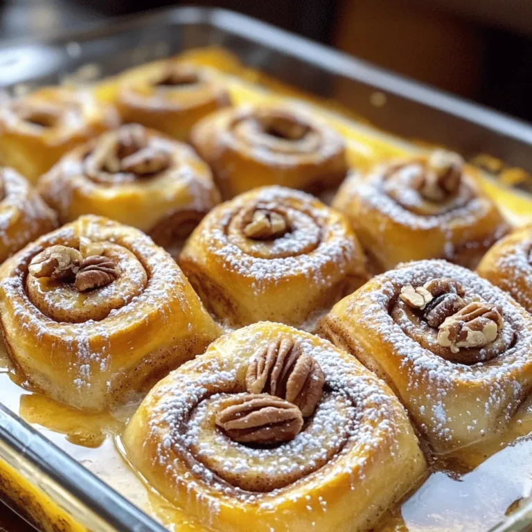 Für diesen köstlichen Auflauf brauchst du: - 2 Dosen (je 225 g) Zimtschnecken, in Viertel geschnitten - 6 große Eier - 240 ml Milch - 120 ml Schlagsahne - 100 g brauner Zucker - 1 Esslöffel Vanilleextrakt - 1 Teelöffel gemahlener Zimt - 1/4 Teelöffel Muskatnuss Diese Zutaten bilden die Basis. Die Zimtschnecken bringen den süßen Geschmack. Die Eier, Milch und Sahne machen die Mischung cremig und reichhaltig. Für den extra Kick und eine tolle Textur kannst du Folgendes hinzufügen: - 60 g gehackte Pekannüsse (optional) - 120 ml Ahornsirup (zum Beträufeln) - Puderzucker (zum Bestäuben, optional) Die Pekannüsse fügen einen schönen Crunch hinzu. Ahornsirup und Puderzucker machen das Gericht noch süßer und ansprechender. Wähle die Zimtschnecken mit der besten Qualität. Achte darauf, dass sie frisch sind und einen guten Zimtgeschmack haben. Beim Zucker solltest du braunen Zucker verwenden. Dieser gibt dem Auflauf einen tiefen, karamellartigen Geschmack. Für die Milch kannst du Vollmilch oder eine pflanzliche Alternative wählen. Das sorgt für eine cremige Textur. Denke daran, frische Eier zu nehmen. Sie helfen, das Gericht gut zu binden. Mit diesen Tipps wählst du die besten Zutaten für deinen Zimtschnecken-Französischen Toast Auflauf. Heize deinen Ofen auf 175°C vor. Nimm eine Auflaufform von etwa 23x33 cm. Fette die Form gut ein. So bleibt der Auflauf nicht kleben und lässt sich leicht herausnehmen. In einer großen Schüssel nimmst du 6 große Eier. Füge 240 ml Milch und 120 ml Schlagsahne hinzu. Gib 100 g braunen Zucker, 1 Esslöffel Vanilleextrakt, 1 Teelöffel gemahlenen Zimt und 1/4 Teelöffel Muskatnuss dazu. Verquirle alles gut. Die Mischung muss gleichmäßig und cremig sein. Nimm 2 Dosen Zimtschnecken und schneide sie in Viertel. Füge die Zimtschnecken zur Eier-Mischung hinzu. Rühre vorsichtig um, damit die Stücke gut beschichtet sind. Wenn du magst, kannst du 60 g gehackte Pekannüsse hinzufügen. Diese geben einen tollen Crunch. Gieße die Mischung in die vorbereitete Auflaufform. Verteile sie gleichmäßig. Backe den Auflauf für 30-35 Minuten. Er ist fertig, wenn die Mitte fest und die Oberseite goldbraun ist. Lass den Auflauf ein paar Minuten abkühlen. Serviere ihn mit Ahornsirup und Puderzucker, wenn du magst. Um den perfekten Zimtschnecken-Französischen Toast Auflauf zu machen, gibt es einige Tipps. Achte darauf, die Eier gut zu verquirlen. Sie sollten mit der Milch und der Sahne gut vermischt sein. So wird der Auflauf schön fluffig. Verwende frische Zimtschnecken, um den besten Geschmack zu erzielen. Ein häufiger Fehler ist, den Auflauf zu lange zu backen. Überprüfe nach 30 Minuten, ob die Mitte fest ist. Wenn die Oberseite zu dunkel wird, decke den Auflauf mit Alufolie ab. Ein weiterer Fehler ist das falsche Schichten. Stelle sicher, dass alle Zimtschnecken gut in der Eiermischung getränkt sind. So schmeckt jeder Bissen gut. Serviere den Auflauf warm. Beträufle ihn mit Ahornsirup für zusätzlichen Geschmack. Puderzucker macht ihn noch hübscher. Für einen extra Crunch, streue einige Pekannüsse darüber. Du kannst auch frische Früchte wie Erdbeeren oder Bananen hinzufügen. So wird das Gericht noch bunter und leckerer. {{image_4}} Für mehr Frische kannst du Früchte hinzufügen. Äpfel, Beeren oder Bananen passen gut. Schneide die Früchte klein und mische sie in die Eiermischung. Du kannst auch die Zimtschnecken mit frischen Früchten schichten. Das sorgt für eine schöne Textur und Farbe. Experimentiere mit verschiedenen Obstsorten, um deinen Auflauf zu variieren. Du wirst überrascht sein, wie gut die Aromen harmonieren. Wenn du eine vegane Version machen möchtest, ersetze die Eier mit pflanzlichen Alternativen. Du kannst Leinsamen oder Chia-Samen verwenden. Mische einen Esslöffel Samen mit drei Esslöffeln Wasser. Lass es ein paar Minuten quellen. Für die Milch benutze Mandel- oder Hafermilch. Glutenfreie Zimtschnecken sind ebenfalls erhältlich. Achte darauf, dass alle Zutaten glutenfrei sind, um sicherzugehen. So kannst du den Auflauf an verschiedene Ernährungsbedürfnisse anpassen. Die Gewürze machen einen großen Unterschied. Du kannst mehr Zimt für einen intensiveren Geschmack hinzufügen. Wenn du Muskatnuss magst, versuche, mehr davon zu verwenden. Auch Vanilleextrakt kann variieren. Ein bisschen mehr gibt dem Auflauf einen besonderen Kick. Probiere neue Gewürzkombinationen aus, um deinen eigenen Stil zu finden. Sei kreativ und finde heraus, was dir am besten schmeckt. Um deinen Zimtschnecken-Französischen Toast Auflauf frisch zu halten, lasse ihn zuerst abkühlen. Danach kannst du ihn in eine luftdichte Box legen. Wenn du ihn abdeckst, bleibt er saftig. Achte darauf, ihn nicht zu lange bei Raumtemperatur zu lassen. Wenn du Reste hast, erwärme sie im Ofen. Stelle den Ofen auf 160°C (320°F). Lege den Auflauf in eine Auflaufform und decke ihn mit Folie ab. So bleibt er feucht. Erwärme ihn etwa 15-20 Minuten. Du kannst auch die Mikrowelle nutzen. Stelle die Leistung auf mittel und wärme ihn in kurzen Intervallen. Im Kühlschrank hält sich der Auflauf etwa 3-4 Tage. Wenn du ihn länger aufbewahren möchtest, friere ihn ein. In einem gut verschlossenen Behälter bleibt er dort bis zu 2 Monate frisch. Achte darauf, ihn gut einzupacken, um Gefrierbrand zu vermeiden. Die Zubereitung dauert insgesamt etwa 50 Minuten. Du brauchst 15 Minuten für die Vorbereitung. Das Backen im Ofen dauert dann 30 bis 35 Minuten. Während der Backzeit kannst du die Küche aufräumen oder den Tisch decken. Ja, frische Zimtschnecken sind sogar eine tolle Idee! Die frischen Zimtschnecken geben dem Auflauf einen besonderen Geschmack. Du kannst sie einfach in Viertel schneiden, wie in dem Rezept beschrieben. Achte darauf, die frischen Zimtschnecken gut mit der Eiermischung zu vermengen, damit sie gleichmäßig durchfeuchtet werden. Ja, der Auflauf schmeckt auch am nächsten Tag gut! Du kannst ihn im Kühlschrank aufbewahren. Heiz ihn einfach im Ofen auf, wenn du ihn essen willst. Er bleibt saftig und die Aromen ziehen gut durch. Für ein schnelles Frühstück ist es eine perfekte Wahl! Der Zimtschnecken-Französische Toast Auflauf ist ein köstliches Gericht. Wir haben die Hauptzutaten und zusätzliche Optionen erkundet. Tipps zur Zubereitung helfen dir, Fehler zu vermeiden. Variationen erweitern deine Möglichkeiten, von Früchten bis zu speziellen Diäten. Denke daran, deinen Auflauf richtig zu lagern. So bleibst du auch am nächsten Tag auf der sicheren Seite. Mit diesen Tipps wirst du bald ein echter Auflauf-Profi. Viel Spaß beim Ausprobieren und Genießen!