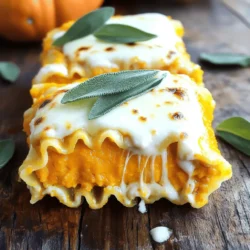 Für die gerösteten Kürbis-Salbei-Alfredo-Lasagne-Röllchen brauchst du: - 9 Lasagne-Nudeln - 2 Tassen geröstetes Kürbispüree - 1 Tasse Ricotta-Käse - 1 Tasse geriebener Mozzarella-Käse, plus extra für das Topping - 1/2 Tasse geriebener Parmesan-Käse - 1 Esslöffel frischer Salbei, fein gehackt - 1/2 Teelöffel Knoblauchpulver - Salz und Pfeffer nach Geschmack - 2 Esslöffel Olivenöl - 2 Tassen Alfredo-Sauce (fertig gekauft oder hausgemacht) - Frische Salbeiblätter zur Garnierung Diese Zutaten sind einfach zu finden. Du kannst sie im Supermarkt oder im Bioladen kaufen. Wenn du die besten Zutaten auswählst, achte auf Frische. Wähle frischen Salbei, der grün und knackig ist. Das Kürbispüree sollte dick und ohne Zusatzstoffe sein. Achte auch darauf, hochwertigen Käse zu wählen. Mozzarella sollte gut schmelzen, und Parmesan bringt einen tollen Geschmack. Frische Lasagne-Nudeln sind oft zarter und schmecken besser. Falls du keine Ricotta magst, kannst du Hüttenkäse verwenden. Auch Frischkäse geht gut. Möchtest du eine vegane Version? Nutze pflanzliche Käsealternativen und ein veganes Püree. Für glutenfreie Lasagne-Nudeln gibt es viele Optionen im Laden. Du kannst auch Zucchini oder Auberginen als Nudelersatz nehmen. Heize deinen Ofen auf 190°C vor. Das ist die perfekte Temperatur für unser Gericht. Koche nun die Lasagne-Nudeln gemäß den Anweisungen auf der Verpackung. Sie sollten al dente sein. Das bedeutet, sie sind weich, aber noch bissfest. Gieße sie ab und lege sie auf ein sauberes Küchentuch. So können sie abkühlen und kleben nicht zusammen. Jetzt kommt der spaßige Teil. Nimm eine große Rührschüssel. Gib das geröstete Kürbispüree hinein. Füge den Ricotta-Käse, den geriebenen Mozzarella, und den Parmesan hinzu. Dann kommt der gehackte Salbei und das Knoblauchpulver dazu. Vergiss nicht, mit Salz und Pfeffer zu würzen. Mische alles gut durch. Es sollte eine cremige und gleichmäßige Füllung entstehen. Nimm eine Lasagne-Nudel und lege sie flach auf die Arbeitsfläche. Verteile etwa 3-4 Esslöffel der Füllung entlang der Nudel. Rolle sie vorsichtig von einer Seite zur anderen auf. Lege das Röllchen mit der Nahtseite nach unten in eine Auflaufform. Wiederhole diesen Schritt mit den restlichen Nudeln. Gieße dann die Alfredo-Sauce gleichmäßig über die Röllchen, damit sie gut durchziehen. Bestreue die Oberseite mit extra Mozzarella für eine goldene Kruste. Jetzt decke die Form mit Aluminiumfolie ab und backe sie für 25 Minuten. Entferne die Folie und backe weitere 15 Minuten. Der Käse sollte sprudeln und goldbraun sein. Lass das Gericht kurz ruhen und garniere es mit frischen Salbeiblättern. So sieht es nicht nur gut aus, sondern schmeckt auch fantastisch! Ein häufiger Fehler ist, die Lasagne-Nudeln zu lange zu kochen. Sie sollten al dente sein. Wenn sie zu weich sind, zerfallen die Röllchen. Ein weiterer Fehler ist, die Füllung nicht gut genug zu mischen. Stelle sicher, dass alles gleichmäßig verteilt ist. So schmeckt jede Biss perfekt. Du kannst die Füllung nach deinem Geschmack anpassen. Füge Spinat oder Pilze hinzu, um mehr Textur zu bekommen. Ändere die Käsesorten, wenn du magst. Ziegenkäse bringt einen tollen Geschmack. Für eine schärfere Note, füge etwas Chili oder Paprika hinzu. Um eine goldene Käsekruste zu bekommen, verwende frischen Mozzarella. Reibe ihn direkt vor dem Backen. Ein Spritzer Olivenöl auf den Käse sorgt für eine schöne Bräunung. Backe die Röllchen zuerst mit Folie abgedeckt. Dann entferne die Folie für die letzten Minuten. So wird der Käse knusprig und lecker. {{image_4}} Du kannst die Röllchen ganz leicht vegetarisch machen. Statt Fleisch kannst du mehr Gemüse verwenden. Zucchini oder Spinat passen gut zu Kürbis. Diese Optionen bringen frische Aromen in dein Gericht. Du kannst auch eine Mischung aus Pilzen und Paprika probieren. Diese sind lecker und gesund. Sei kreativ mit der Füllung! Anstelle von Kürbis kannst du auch Süßkartoffeln verwenden. Sie geben einen süßen Geschmack und passen gut zur Alfredo-Sauce. Für einen herzhaften Touch füge etwas Ricotta und Spinat hinzu. Du kannst sogar eine Mischung aus verschiedenen Käsesorten ausprobieren. So wird jedes Gericht einzigartig. Wenn du glutenfrei essen möchtest, gibt es gute Optionen. Suche nach glutenfreien Lasagne-Nudeln im Geschäft. Diese Nudeln schmecken oft sehr ähnlich wie normale. Alternativ kannst du Zucchini in dünne Scheiben schneiden und als „Nudeln“ nutzen. Das gibt deinem Gericht auch eine neue Textur. So kannst du die Röllchen genießen, ohne auf den Geschmack zu verzichten. Wenn du Reste von deinen Lasagne-Röllchen hast, bewahre sie in einem luftdichten Behälter auf. Stelle sicher, dass sie vollständig abgekühlt sind, bevor du sie einpackst. So bleiben die Röllchen frisch und lecker. Du kannst sie bis zu drei Tage im Kühlschrank lagern. Wenn du die Röllchen aufwärmen möchtest, lege sie einfach in die Mikrowelle oder backe sie im Ofen. Für längere Haltbarkeit kannst du die Lasagne-Röllchen auch einfrieren. Lege sie vor dem Backen in einen gefrierfreundlichen Behälter. So bleiben sie bis zu drei Monate frisch. Wenn du bereit bist, sie zu essen, lasse sie zuerst im Kühlschrank auftauen. Dann backe sie bei 190°C (375°F) für etwa 30 Minuten, bis sie heiß sind. Um die beste Textur beim Aufwärmen zu erhalten, lege die Röllchen in eine Auflaufform. Bedecke sie mit etwas Alfredo-Sauce und streue zusätzlichen Käse darüber. Decke die Form mit Aluminiumfolie ab, damit sie nicht austrocknen. Backe die Röllchen bei 180°C (350°F) für etwa 20 Minuten. So bleiben sie saftig und der Käse wird schön schmelzig. Die Zubereitung der Röllchen dauert insgesamt etwa eine Stunde. Du benötigst 20 Minuten für die Vorbereitung. Das Backen im Ofen dauert 40 Minuten. So hast du schnell ein leckeres Gericht auf dem Tisch. Ja, du kannst die Alfredo-Sauce ganz leicht selbst machen. Ein einfaches Rezept benötigt nur Butter, Sahne und Parmesan. Schmelze die Butter in einer Pfanne, füge die Sahne hinzu und rühre den Parmesan unter. Koche die Sauce kurz, bis sie dick wird. Das ist frisch und lecker. Zu den Lasagne-Röllchen passen viele Beilagen. Ein frischer grüner Salat ist eine gute Wahl. Du kannst auch Knoblauchbrot oder gedünstetes Gemüse servieren. Diese Beilagen ergänzen das Gericht perfekt und machen es noch genussvoller. Zusammenfassend haben wir die benötigten Zutaten, die Zubereitungsschritte und wichtige Tipps besprochen. Wir schauten uns auch Varianten an, die jeder genießen kann. Richtig gelagerte Reste und das einfache Aufwärmen sorgen für einen weiteren Genuss. Denke daran, beim Kochen Spaß zu haben und kreativ zu sein. Probier verschiedene Füllungen aus und finde deine Lieblingsversion. Das wird deine nächsten Essensabende besonders machen.