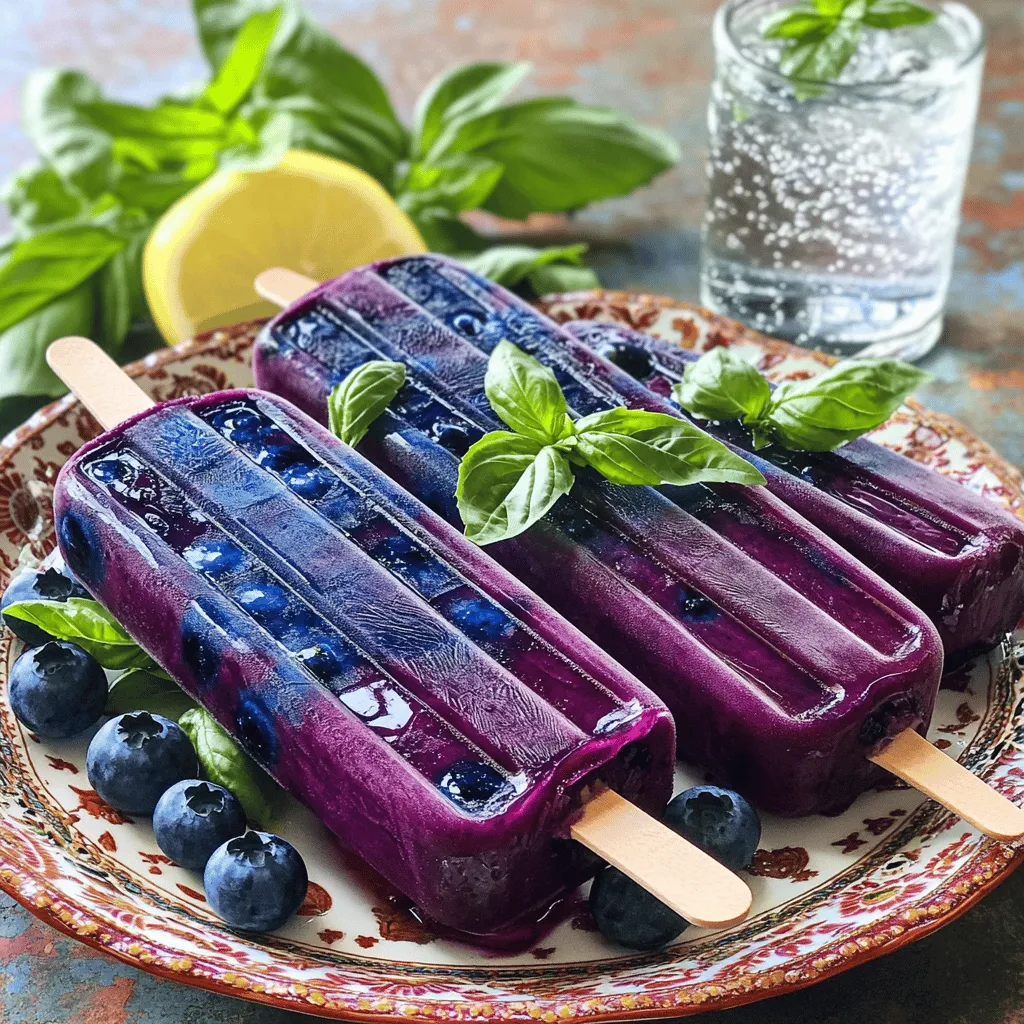 Für die Blaubeer-Basilikum-Limonade-Popsicles brauchen Sie: - 2 Tassen frische Blaubeeren - 1/2 Tasse frische Basilikumblätter, fein gehackt - 1 Tasse frisch gepresster Zitronensaft (ca. 4-6 Zitronen) - 1/2 Tasse Honig oder Agavensirup (nach Belieben anpassen) - 2 Tassen Wasser - Eine Prise Salz Diese Zutaten bringen frische Aromen und sorgen für einen tollen Geschmack. Die Kombination aus süßen Blaubeeren und dem würzigen Basilikum hebt die Limonade auf ein neues Level. Wenn Sie keinen Honig oder Agavensirup verwenden möchten, gibt es viele andere Optionen. Sie können auch Zucker, Stevia oder Kokosblütenzucker nutzen. Experimentieren Sie mit der Menge, um die richtige Süße zu finden. Jeder hat einen anderen Geschmack, also testen Sie, was Ihnen am besten gefällt. Wählen Sie Blaubeeren, die fest und prall sind. Achten Sie auf eine tiefblaue Farbe, die gleichmäßig ist. Vermeiden Sie Beeren mit grünen oder roten Stellen. Diese sind oft unreif oder überreif. Frische Blaubeeren haben auch einen süßen Duft. Wenn Sie die Beeren im Supermarkt kaufen, schauen Sie sich die Verpackung genau an. Sie sollte nicht feucht oder beschädigt sein. So stellen Sie sicher, dass Ihre Popsicles köstlich werden. Zuerst wasche die frischen Blaubeeren gründlich. Nimm 2 Tassen Blaubeeren und lege sie beiseite. Dann nimm 1/2 Tasse frische Basilikumblätter. Hacke die Basilikumblätter fein, damit sie gut mit den Blaubeeren vermischt werden. Nimm einen Mixer und gib die Blaubeeren und die fein gehackten Basilikumblätter hinein. Mixe alles, bis du eine glatte Paste hast. Nimm nun einen mittelgroßen Topf. Gieße 1 Tasse frisch gepressten Zitronensaft hinein. Füge 1/2 Tasse Honig oder Agavensirup und 2 Tassen Wasser hinzu. Streue eine Prise Salz dazu. Erhitze die Mischung bei mittlerer Hitze. Rühre ab und zu um, bis der Honig aufgelöst ist. Lass die Mischung nicht kochen. Nimm den Topf vom Herd und lass ihn etwas abkühlen. Dann mische die Blaubeer-Basilikum-Paste unter die Limonade. Rühre gut um, bis alles gleichmäßig vermischt ist. Jetzt ist es Zeit, die Mischung in die Popsicle-Formen zu gießen. Achte darauf, etwas Platz oben zu lassen, damit die Popsicles beim Gefrieren wachsen können. Setze die Popsicle-Sticks ein und stelle die Formen ins Gefrierfach. Lass sie dort für mindestens 4-6 Stunden gefrieren. Um die Popsicles zu entnehmen, halte die Formen kurz unter warmes Wasser. Ziehe vorsichtig an den Sticks, um die Popsicles zu lösen. Ein häufiger Fehler ist, die Mischung nicht gut zu mixen. Achte darauf, dass die Blaubeeren und das Basilikum glatt sind. Klumpen führen zu einer ungleichmäßigen Textur. Ein weiterer Fehler ist, nicht genug Platz in den Formen zu lassen. Die Popsicles dehnen sich beim Gefrieren aus. Lass oben etwas Platz, damit sie nicht brechen. Die ideale Gefrierzeit für die Popsicles beträgt 4 bis 6 Stunden. Wenn du sie zu früh herausnimmst, werden sie nicht fest. Um sicher zu gehen, warte lieber länger. Wenn sie vollständig gefroren sind, kannst du sie leicht herausnehmen, indem du warmes Wasser über die Formen laufen lässt. Du kannst die Blaubeer-Basilikum-Limonade-Popsicles aufpeppen. Füge Minze oder Limette hinzu, um einen frischen Kick zu bekommen. Auch andere Früchte wie Erdbeeren oder Himbeeren passen gut. Experimentiere mit verschiedenen Kräutern, um neue Geschmäcker zu entdecken. {{image_4}} Um die Blaubeer-Basilikum-Limonade-Popsicles frisch zu halten, bewahre sie im Gefrierfach auf. Verwende einen luftdichten Behälter oder einen gefriergeeigneten Beutel. So verhinderst du, dass sie Gerüche aufnehmen. Stelle sicher, dass die Popsicles fest gefroren sind, bevor du sie lagerst. Die Popsicles halten sich bis zu drei Monate im Gefrierfach. Nach dieser Zeit können sie an Geschmack verlieren oder ihre Textur verändern. Achte darauf, sie gut zu beschriften, damit du weißt, wie lange sie schon lagern. Gefrierbrand tritt auf, wenn Lebensmittel zu lange im Gefrierfach sind. Du erkennst ihn an weißen, gefrorenen Flecken oder einer trockenen Oberfläche. Diese Popsicles sind zwar noch sicher zu essen, aber ihr Geschmack könnte leiden. Wenn du Gefrierbrand bemerkst, ist es am besten, die Popsicles wegzuwerfen. Du kannst viele Früchte nutzen, um die Popsicles zu verbessern. Erdbeeren, Himbeeren oder sogar Pfirsiche passen gut. Mische die Früchte mit den Blaubeeren. Du kannst die gleiche Menge verwenden. So erhältst du neue Geschmäcker und Farben. Basilikum ist nicht die einzige Wahl. Minze oder Zitronenmelisse bringen frische Aromen. Einfach die Kräuter fein hacken und zur Mischung geben. Probiere verschiedene Kombinationen. Dies gibt deinen Popsicles einen besonderen Touch. Du kannst die Süße leicht anpassen. Verwende mehr oder weniger Honig oder Agavensirup. Experimentiere auch mit Zitrusfrüchten. Limetten oder Grapefruits bringen einen neuen Twist. Probiere es aus und finde deinen perfekten Mix. Die Popsicles brauchen mindestens 4 bis 6 Stunden zum Einfrieren. Ich empfehle, sie über Nacht im Gefrierfach zu lassen. So sind sie am nächsten Tag perfekt gefroren und bereit zum Genießen. Ja, du kannst andere Süßungsmittel verwenden. Honig und Agavensirup sind am besten. Wenn du eine andere Süße magst, probiere Stevia oder Zucker. Das macht die Popsicles lecker und anpassbar. Ja, diese Popsicles sind kinderfreundlich. Sie enthalten frische Früchte und Kräuter. Die Zutaten sind gesund und lecker. Achte nur darauf, den Honig bei kleinen Kindern zu vermeiden, wenn sie unter einem Jahr sind. Die vollständige Rezeptanleitung findest du oben in diesem Artikel. Sie erklärt die Schritte zur Zubereitung und gibt dir alle wichtigen Infos. So kannst du die Blaubeer-Basilikum-Limonade-Popsicles einfach selbst machen! Die Blaubeer-Basilikum-Limonade-Popsicles sind einfach und lecker. Wir haben die besten Zutaten, Tipps und Anleitungen untersucht. Achten Sie darauf, die richtigen Blaubeeren auszuwählen. Vermeiden Sie häufige Fehler bei der Zubereitung. Lagern Sie die Popsicles richtig, damit sie frisch bleiben. Experimentieren Sie mit verschiedenen Früchten und Aromen. Diese Erfrischung ist perfekt für heiße Tage und kinderfreundlich. Folgen Sie den Anweisungen, und genießen Sie Ihre selbstgemachten Popsicles!