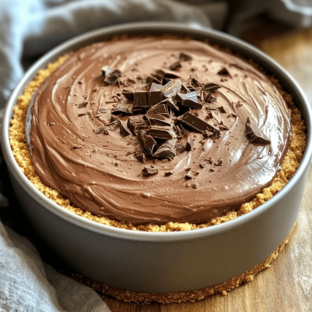 Für deinen No Bake Nutella Cheesecake benötigst du folgende Zutaten: - 1 ½ Tassen Graham-Cracker-Brösel - ½ Tasse ungesalzene Butter, geschmolzen - 2 Tassen Frischkäse, weich - 1 Tasse Nutella - 1 Tasse Puderzucker - 1 Teelöffel Vanilleextrakt - 1 Tasse Schlagsahne - Schokoladenspäne oder Kakaopulver zum Garnieren Wähle die besten Zutaten, um den Geschmack zu heben. Nutella sollte frisch und cremig sein. Achte darauf, dass der Frischkäse weich genug ist. So lässt er sich gut vermischen. Verwende ungesalzene Butter, um den süßen Geschmack nicht zu stören. Die Graham-Cracker-Brösel sind wichtig für den Boden. Sie geben dem Cheesecake die nötige Textur. Wenn du Allergien hast, gibt es gute Alternativen. Verwende glutenfreie Kekse für den Boden. Anstelle von Frischkäse kannst du pflanzlichen Frischkäse nutzen. Nutella hat auch eine nussfreie Version. Für die Schlagsahne gibt es pflanzliche Alternativen wie Kokoscreme. So kannst du trotzdem einen leckeren Cheesecake genießen. Für den Boden brauchst du Graham-Cracker-Brösel und geschmolzene Butter. Vermische 1 ½ Tassen Brösel mit ½ Tasse Butter in einer Schüssel. Rühre gut, bis die Mischung wie feuchter Sand aussieht. Drücke die Mischung in den Boden einer 23 cm großen Springform. Achte darauf, dass der Boden fest ist. Stelle die Form in den Kühlschrank, während du die Füllung machst. So wird der Boden stabil. Jetzt kommt der spaßige Teil. Nimm eine große Schüssel und gib 2 Tassen weichen Frischkäse hinein. Schlage ihn mit einem Mixer, bis er cremig ist. Füge 1 Tasse Nutella, 1 Tasse Puderzucker und 1 Teelöffel Vanilleextrakt hinzu. Mische alles gut, bis es glatt ist. In einer anderen Schüssel schlägst du 1 Tasse Schlagsahne, bis sich weiche Spitzen bilden. Hebe die Schlagsahne vorsichtig unter die Nutella-Mischung. Achte darauf, die Luft nicht herauszuschlagen. Gieße die Füllung gleichmäßig auf den gekühlten Boden. Verwende einen Spatel, um die Oberfläche glatt zu streichen. Decke die Springform mit Frischhaltefolie ab und stelle sie für mindestens 4 Stunden in den Kühlschrank. Optimal ist eine Kühlzeit über Nacht. Vor dem Servieren garniere den Cheesecake mit Schokoladenspänen oder Kakaopulver. So sieht er noch ansprechender aus und schmeckt köstlich. Um deinen No Bake Nutella Cheesecake perfekt in Form zu halten, drücke die Graham-Cracker-Brösel gut an. Das sorgt für einen stabilen Boden. Verwende einen Spatel, um die Füllung gleichmäßig zu verteilen. Lass den Cheesecake mindestens vier Stunden kühlen. Besser ist es, ihn über Nacht im Kühlschrank zu lassen. So wird er fest und lässt sich gut schneiden. Ein häufiger Fehler ist, die Schlagsahne zu stark zu schlagen. Sie sollte weich sein, um leicht unter die Nutella-Mischung gehoben zu werden. Ein anderer Fehler ist das falsche Messen der Zutaten. Achte darauf, dass du genaue Maße verwendest. Auch das Nicht-Kühlen des Bodens vor der Füllung kann schiefgehen. Lass ihn unbedingt fest werden, bevor du die Füllung hinzufügst. Nutella ist ein Star in diesem Rezept. Verwende es in Zimmertemperatur für eine einfache Verarbeitung. Du kannst auch andere Nusspasten ausprobieren, wenn du magst. Bei der Auswahl achte auf die Qualität. Hochwertige Nutella sorgt für besten Geschmack. Für einen zusätzlichen Kick füge einen Esslöffel Kakaopulver zur Füllung hinzu. Das verstärkt das Schokoladenaroma und macht deinen Cheesecake noch köstlicher. {{image_4}} Wenn du eine Abwechslung magst, probiere andere Aufstriche. Mandelbutter gibt einen nussigen Geschmack. Erdnussbutter ist eine weitere leckere Wahl. Du kannst auch Schokoladenaufstrich ohne Haselnüsse verwenden. Diese Alternativen bieten dir neue Aromen und eine spannende Erfahrung. Das Topping macht viel aus! Du kannst Schokoladenspäne oder Kakaopulver verwenden. Frische Beeren wie Himbeeren oder Erdbeeren bringen Frische. Auch gehackte Nüsse oder Karamellsauce sind tolle Ideen. Überlege, was dir am besten gefällt, um deinen Cheesecake zu verfeinern. Für eine glutenfreie Variante wähle glutenfreie Kekse für den Boden. Achte darauf, dass du glutenfreies Mehl verwendest, wenn du Alternativen backst. Der Rest des Rezepts bleibt gleich. So kannst du jeden mit Genuss an den Tisch bringen, unabhängig von der Ernährung. Um deinen No Bake Nutella Cheesecake frisch zu halten, decke ihn gut ab. Du kannst Frischhaltefolie oder einen Deckel verwenden. So bleibt er vor Gerüchen und Feuchtigkeit geschützt. Stelle sicher, dass dein Kühlschrank sauber ist. Ein sauberer Kühlschrank hilft, den Geschmack zu bewahren. Im Kühlschrank bleibt dein Cheesecake bis zu fünf Tage frisch. Lagere ihn in der Springform oder einem luftdichten Behälter. Die Kühle hilft, die cremige Textur zu erhalten. Achte darauf, ihn nicht zu lange stehen zu lassen. So bleibt der Geschmack und die Konsistenz perfekt. Du kannst deinen Käsekuchen auch einfrieren. Schneide ihn in Portionen und lege diese in einen luftdichten Behälter. Alternativ kannst du ihn in Frischhaltefolie wickeln. So bleibt er bis zu drei Monate haltbar. Zum auftauen, lege ihn einfach über Nacht in den Kühlschrank. So bleibt die Textur schön cremig. Die Zubereitung dieses Käsekuchens dauert nur etwa 20 Minuten. Danach muss er mindestens 4 Stunden im Kühlschrank ruhen. Für die besten Ergebnisse empfehle ich, ihn über Nacht kühlzustellen. So wird er fest und lässt sich gut schneiden. Ja, du kannst Frischkäse durch eine pflanzliche Option ersetzen. Achte darauf, dass die pflanzliche Alternative cremig ist. Produkte auf Cashew- oder Sojabasis funktionieren gut. Diese werden dem Geschmack und der Textur des Käsekuchens nahekommen. Um den Käsekuchen gut zu schneiden, benutze ein scharfes, heißes Messer. Tauche das Messer in heißes Wasser und wische es ab, bevor du den Käsekuchen schneidest. Wiederhole dies bei jedem Schnitt. So bleibt der Käsekuchen schön und sieht appetitlich aus. Im Blogbeitrag habe ich die wichtigsten Zutaten für den No Bake Nutella Cheesecake besprochen. Ich habe erklärt, wie man die Füllung macht und welche Tipps helfen, ihn perfekt zu formen. Variationsmöglichkeiten, wie glutenfreie Optionen und verschiedene Toppings, sind ebenfalls wichtig. Zum Schluss habe ich die besten Lagerhinweise gegeben, damit der Käsekuchen frisch bleibt. Diese Schritte sind einfach und machen den Käsekuchen zu einem Hit. Probier es aus, und genieße deinen selbstgemachten Cheesecake!