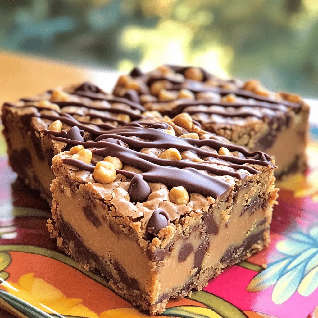 Für diese leckeren Erdnussbutter-Schokoladenblondies benötigst du: - 1 Tasse cremige Erdnussbutter - ½ Tasse brauner Zucker, fest gepackt - ¼ Tasse weißer Zucker - 2 große Eier - 1 Teelöffel Vanilleextrakt - 1 Teelöffel Backpulver - ½ Teelöffel Natron - ¼ Teelöffel Salz - 1 Tasse Weizenmehl - ½ Tasse Schokoladenstückchen (halb-süß oder Zartbitter) - ¼ Tasse gehackte Erdnüsse (optional, für zusätzlichen Crunch) Die Qualität der Zutaten ist wichtig. Verwende frische Erdnussbutter ohne Zusatzstoffe. Achte darauf, dass die Eier frisch sind. Brauner Zucker sollte feucht und klumpig sein. Das Mehl muss staubtrocken sein. Hochwertige Schokoladenstückchen machen einen großen Unterschied. Sie sollten gut schmelzen und einen reichen Geschmack haben. Falls du allergisch gegen Erdnüsse bist, kannst du Mandelbutter verwenden. Für glutenfreie Blondies nutze glutenfreies Mehl. Anstelle von Eiern kannst du Apfelmus oder Leinsamen verwenden. So wird das Rezept für viele Menschen zugänglich. Heize deinen Ofen auf 175°C vor. Fette eine 20x20 cm Backform ein oder lege sie mit Backpapier aus. Das hilft beim späteren Entfernen der Blondies. In einer großen Schüssel vermischst du die cremige Erdnussbutter mit dem braunen und weißen Zucker. Rühre gut, bis die Mischung glatt ist. Füge dann die Eier nacheinander hinzu. Mische jedes Ei gut ein, bevor du das nächste hinzufügst. Danach kommt der Vanilleextrakt. Streue Backpulver, Natron und Salz über die Mischung und rühre, bis alles gut verteilt ist. Jetzt das Mehl nach und nach unterheben. Achte darauf, nicht zu viel zu rühren. Der Teig wird dick sein. Zum Schluss füge die Schokoladenstückchen und optional die gehackten Erdnüsse hinzu. Mische vorsichtig, bis sie gleichmäßig verteilt sind. Gieße den Teig in die vorbereitete Backform und verteile ihn gleichmäßig. Backe die Blondies 20 bis 25 Minuten lang. Sie sind fertig, wenn die Ränder leicht goldbraun sind. Ein Zahnstocher sollte fast sauber herauskommen. Lass die Blondies etwa 10 bis 15 Minuten in der Form abkühlen. Danach kannst du sie auf ein Kuchengitter legen, um ganz abzukühlen. Schneide sie in Quadrate und serviere sie. Um die besten Erdnussbutter-Schokoladenblondies zu backen, gibt es einige wichtige Punkte. Achte darauf, die Zutaten genau abzuwiegen. Zu viel Mehl macht den Teig trocken. Wenn der Teig zu dünn ist, werden die Blondies zu weich. Überprüfe die Backzeit. Wenn du sie zu lang backst, werden sie hart. Die perfekte Konsistenz ist wichtig. Der Teig sollte dick, aber nicht trocken sein. Mische das Mehl vorsichtig unter, um die Blondies weich zu halten. Wenn du mehr Luftigkeit möchtest, schlage die Eier gut auf. Lass den Teig nach dem Backen etwas abkühlen. So setzen sich die Aromen besser. Wähle die Schokoladenstückchen, die dir am besten schmecken. Halb-süß oder Zartbitter harmonieren gut mit der Erdnussbutter. Wenn du mehr Crunch magst, füge gehackte Erdnüsse hinzu. Mische sie gleichmäßig unter den Teig. So hast du in jedem Bissen einen tollen Crunch. {{image_4}} Du kannst die Erdnussbutter-Schokoladenblondies leicht anpassen. Probiere verschiedene Nussbutter wie Mandel- oder Cashewbutter. Das gibt den Blondies einen neuen Geschmack. Wenn du Schokoladenstückchen magst, nimm dunkle oder weiße Schokolade. Auch Trockenfrüchte wie Cranberries oder Rosinen sind toll. Sie fügen eine süße Note hinzu. Für eine gesündere Version kannst du einige Zutaten ersetzen. Verwende Honig oder Ahornsirup anstelle von Zucker. Das macht die Blondies süß und gibt ihnen eine feuchte Konsistenz. Du kannst auch Vollkornmehl statt Weizenmehl nutzen. Das macht die Blondies nährstoffreicher. Wenn du Eier vermeiden möchtest, probiere Apfelmus oder Bananenpüree als Ersatz. Zusätzliche Toppings machen die Blondies noch besser. Du kannst geschmolzene Schokolade darüber träufeln. Das sieht toll aus und schmeckt großartig. Ein wenig Meersalz auf die warmen Blondies streuen, hebt den Geschmack hervor. Auch Kokosraspeln oder gehackte Nüsse sind lecker. Für etwas Frische kannst du frische Beeren darauf legen, bevor du servierst. Um deine Erdnussbutter-Schokoladenblondies frisch zu halten, lagere sie in einem luftdichten Behälter. Dies verhindert, dass sie trocken werden. Stelle den Behälter an einen kühlen, dunklen Ort. Ein Schrank oder die Küchenschublade ist ideal. Vermeide die Nähe zu Wärmequellen wie dem Herd. So bleiben die Blondies weich und lecker. Möchtest du die Blondies länger aufbewahren? Dann friere sie ein! Schneide sie in Quadrate und lege sie zwischen Backpapier. Dies verhindert, dass sie zusammenkleben. Packe die Quadrate in einen gefrierfesten Beutel oder Behälter. Achte darauf, die Luft so gut wie möglich herauszudrücken. So bleiben sie bis zu drei Monate frisch. Zum Auftauen lege sie einfach bei Raumtemperatur auf einen Teller. Die Blondies halten sich bei Raumtemperatur etwa fünf bis sieben Tage. In einem luftdichten Behälter bleiben sie am frischesten. Im Kühlschrank sind sie sogar bis zu zwei Wochen haltbar. Achte darauf, sie gut abzudecken, um Trockenheit zu vermeiden. Wenn du sie einfrierst, kannst du sie bis zu drei Monate genießen. Erdnussbutter-Schokoladenblondies sind in einem luftdichten Behälter bis zu einer Woche haltbar. Du kannst sie auch im Kühlschrank aufbewahren, um die Frische zu verlängern. Wenn du sie länger aufbewahren möchtest, friere sie ein. So bleiben sie bis zu drei Monate frisch. Achte darauf, sie gut zu verpacken, um Gefrierbrand zu vermeiden. Ja, du kannst die Blondies vegan machen! Ersetze die Eier durch Apfelmus oder Leinsamen. Verwende auch pflanzliche Erdnussbutter und achte darauf, dass deine Schokoladenstückchen vegan sind. So bekommst du ein leckeres, pflanzliches Dessert, das genauso gut schmeckt. Die Blondies schmecken toll mit verschiedenen Beilagen. Ich empfehle, sie mit einer Kugel Vanilleeis zu servieren. Ein Klecks Schlagrahm oder ein Spritzer Schokoladensauce sind auch super. Für einen fruchtigen Touch kannst du frische Beeren dazu reichen. Die Kombination macht das Dessert noch besser! Die wichtigsten Punkte zu Blondies sind klar. Wir haben die Zutaten, Zubereitung und Tipps behandelt. Ich habe dir gezeigt, wie du Fehler vermeidest und deine Blondies perfekt machst. Variationen und Aufbewahrung helfen dir, die besten Ergebnisse zu erzielen. Denke daran, die Qualität der Zutaten macht einen großen Unterschied. Mit diesen Informationen bist du bereit, leckere Blondies zu backen. Vertraue auf die Tipps, und du wirst tollen Geschmack erleben!