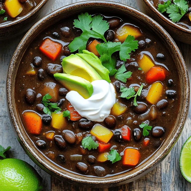 Für die Instant Pot Chipotle Schwarzbohnensuppe benötigst du: - 1 Tasse getrocknete schwarze Bohnen, gründlich gewaschen und über Nacht eingeweicht - 1 Esslöffel Olivenöl - 1 mittelgroße Zwiebel, gewürfelt - 3 Knoblauchzehen, fein gehackt - 1 Paprika (rot oder gelb), gewürfelt - 2 mittelgroße Karotten, gewürfelt - 1 Teelöffel gemahlener Kreuzkümmel - 1 Teelöffel geräucherter Paprika - 1-2 Chipotle-Paprika in Adobo-Sauce, fein gehackt - 6 Tassen Gemüsebrühe - 1 Dose (400 g) gewürfelte Tomaten mit Saft - 1 Teelöffel Limettensaft - Salz und Pfeffer nach Geschmack - Frischer Koriander, zur Garnierung - Avocadoscheiben, zum Servieren - Sauerrahm oder griechischer Joghurt, optional Um diese köstliche Suppe zuzubereiten, benötigst du einige Utensilien: - Instant Pot - Schneidebrett - Kochmesser - Messbecher und Löffel - Holzlöffel oder Spatel - Stabmixer (optional) Frische Zutaten machen einen großen Unterschied. Verwende frisches Gemüse für den besten Geschmack. Die Bohnen müssen über Nacht eingeweicht werden, um die Kochzeit zu verkürzen. Wenn du keine Zeit hast, kannst du auch Dosenbohnen verwenden, aber die Konsistenz wird anders sein. Achte darauf, die Chipotle-Paprika nach deinem Schärfewunsch anzupassen. Frischer Koriander ist die perfekte Garnitur, die der Suppe Frische verleiht. Um die beste Chipotle-Schwarzbohnensuppe zu machen, müssen wir zuerst die Bohnen vorbereiten. Wasche eine Tasse getrocknete schwarze Bohnen gründlich. Lass sie über Nacht in Wasser einweichen. Dies hilft, die Kochzeit zu verkürzen und macht die Bohnen weicher. Schneide dann das Gemüse. Würfle eine mittelgroße Zwiebel, drei Knoblauchzehen, eine Paprika und zwei Karotten. Diese Zutaten geben der Suppe viel Geschmack und Farbe. Stelle den Instant Pot auf die 'Sauté'-Einstellung. Gib einen Esslöffel Olivenöl hinein. Wenn das Öl heiß ist, füge die gehackte Zwiebel hinzu und brate sie für drei bis vier Minuten an. Sobald die Zwiebel glasig ist, füge den Knoblauch, die Paprika und die Karotten hinzu. Gar die Mischung für zwei bis drei Minuten. Jetzt kommen die Gewürze ins Spiel. Gib einen Teelöffel gemahlenen Kreuzkümmel, einen Teelöffel geräucherten Paprika und die fein gehackten Chipotle-Paprika dazu. Rühre alles gut um und lasse die Aromen für eine Minute entfalten. Jetzt ist es Zeit für die Brühe. Gieße sechs Tassen Gemüsebrühe in den Topf. Füge die eingeweichten Bohnen und eine Dose gewürfelte Tomaten hinzu. Rühre alles gut um und schließe den Deckel. Stelle das Ventil auf 'Seal'. Wähle die Funktion 'Manual' oder 'Pressure Cook'. Koche die Suppe 30 Minuten lang unter hohem Druck. Nach der Kochzeit lasse den Druck für zehn Minuten natürlich ab. Drehe dann das Ventil auf 'Venting', um den restlichen Druck freizusetzen. Öffne den Deckel und rühre den Limettensaft ein. Schmecke die Suppe mit Salz und Pfeffer ab. Wenn du eine glattere Konsistenz möchtest, püriere einen Teil der Suppe mit einem Stabmixer. Serviere die Suppe heiß. Garniere sie mit frischem Koriander, Avocadoscheiben und einem Klecks Sauerrahm oder griechischem Joghurt. Diese Extras machen die Suppe noch köstlicher! Um den Geschmack deiner Suppe zu verbessern, nutze frische Gewürze. Kreuzkümmel bringt eine warme Note. Geräucherter Paprika fügt Tiefe hinzu. Chipotle-Paprika sorgt für eine angenehme Schärfe. Du kannst auch frischen Koriander verwenden, um den Geschmack zu beleben. Probiere, mit verschiedenen Mengen zu experimentieren, um deinen idealen Geschmack zu finden. Die Konsistenz ist wichtig. Wenn du eine dickere Suppe willst, püriere einen Teil der Suppe. Nutze einen Stabmixer dafür. Für eine dünnere Suppe, füge mehr Gemüsebrühe hinzu. Achte darauf, die Suppe nach dem Kochen zu probieren. So kannst du besser abschätzen, ob die Konsistenz stimmt. Ein häufiger Fehler ist, nicht genug zu würzen. Füge Salz und Pfeffer am Ende hinzu, um den Geschmack zu optimieren. Ein anderer Fehler ist das Überfüllen des Instant Pots. Halte dich an die empfohlenen Mengen. Wenn du zu viele Zutaten hinzufügst, kann der Druck nicht richtig aufgebaut werden. Achte auch darauf, die Bohnen gut einzuweichen. Das macht die Suppe zarter und schmackhafter. {{image_4}} Für eine vegane Version der Instant Pot Chipotle Schwarzbohnensuppe lasse einfach den Sauerrahm oder Joghurt weg. Du kannst stattdessen einen Spritzer mehr Limettensaft oder etwas Avocado verwenden. Das bringt frische und Cremigkeit in die Suppe. Auch die Gemüsebrühe sollte vegan sein. So bleibt das Gericht rein pflanzlich und lecker. Um den Proteingehalt zu erhöhen, füge gekochte Quinoa oder Linsen hinzu. Diese Zutaten sind einfach zu integrieren und steigern den Nährwert. Eine weitere Option sind gewürfelte Tofuwürfel. Diese kannst du in der Pfanne anbraten, bevor du sie zur Suppe gibst. Sie fügen eine tolle Textur und Geschmack hinzu. Für schärfere Varianten kannst du zusätzliche Chipotle-Paprika verwenden. Je nach deinem Schärfegrad kannst du die Menge anpassen. Für mehr Würze probiere auch frische Jalapeños oder Serrano-Paprika. Diese kannst du fein hacken und zusammen mit den anderen Gemüsesorten anbraten. So bekommst du eine richtig feurige Suppe, die jedem schmeckt, der es liebt, es scharf zu haben. Um die Instant Pot Chipotle Schwarzbohnensuppe frisch zu halten, bewahre sie in einem luftdichten Behälter auf. Lass die Suppe vor dem Lagern auf Raumtemperatur abkühlen. Verwende Glasbehälter, um den Geschmack zu bewahren. Vermeide es, die Suppe im Topf zu lassen, da dies den Geschmack beeinträchtigen kann. Beim Aufwärmen der Suppe kannst du sie auf dem Herd oder in der Mikrowelle erhitzen. Wenn du den Herd verwendest, stelle die Hitze auf mittel und rühre die Suppe oft um. Dies sorgt dafür, dass sie gleichmäßig warm wird. Wenn du die Mikrowelle nutzt, erhitze die Suppe in kurzen Intervallen von 1-2 Minuten. Rühre nach jedem Intervall um, damit sie nicht überkocht. Im Kühlschrank bleibt die Suppe bis zu fünf Tage frisch. Achte darauf, sie gut abzudecken. Wenn du die Suppe länger aufbewahren möchtest, friere sie ein. In einem gefrierfesten Behälter kann die Suppe bis zu drei Monate halten. Lass sie beim Auftauen langsam im Kühlschrank auftauen, um die Textur zu schonen. Ja, du kannst die Bohnen direkt verwenden. Das macht die Suppe schneller. Verwende einfach die gleiche Menge. Du musst die Kochzeit auf 40 Minuten erhöhen. Achte darauf, genug Flüssigkeit hinzuzufügen. Die Bohnen werden so weich und lecker. Die Schärfe hängt von den Chipotle-Paprika ab. Du kannst eine oder zwei verwenden. Wenn du es milder magst, nimm nur eine. Für mehr Schärfe, füge mehr Chipotle-Paprika hinzu. Du kannst auch frische Chilis oder Cayennepfeffer verwenden. Probiere es aus und finde die perfekte Balance! Diese Suppe passt gut zu vielen Beilagen. Hier sind einige Ideen: - Frisches Brot oder Tortillas - Avocadoscheiben - Sauerrahm oder griechischer Joghurt - Frischer Koriander - Limettenscheiben für extra Frische Diese Beilagen machen die Suppe noch besser. Sie ergänzen die Aromen und bieten tolle Texturen. Diese Anleitung hat dir gezeigt, wie du eine köstliche Suppe zubereitest. Wir haben die Zutaten und Kochutensilien, die Schritte im Instant Pot und nützliche Tipps durchgearbeitet. Du hast auch gelernt, wie du die Suppe variieren und richtig lagern kannst. Denke daran, die häufigen Fehler zu vermeiden und die Schärfe nach deinem Geschmack anzupassen. Jetzt bist du bereit, deine eigene leckere Suppe zu kochen! Viel Spaß beim Ausprobieren!