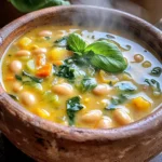 - 2 Tassen getrocknete Cannellini-Bohnen - 1 mittelgroße Zwiebel - 3 Knoblauchzehen Die Hauptzutaten sind sehr wichtig. Die Cannellini-Bohnen geben der Suppe die Basis. Diese Bohnen sind cremig und lecker. Die Zwiebel bringt einen süßen Geschmack. Der Knoblauch sorgt für ein tolles Aroma. - 2 Karotten - 2 Selleriestangen - 1 Dose gewürfelte Tomaten Die Karotten und Sellerie fügen Farbe hinzu. Sie geben auch eine knusprige Textur. Die gewürfelten Tomaten geben der Suppe Frische und Säure. Diese Zutaten machen die Suppe gesund und nahrhaft. - 4 Tassen Gemüsebrühe - 1 Tasse Schlagsahne oder Kokoscreme - Salz und Pfeffer Die Gemüsebrühe ist die Flüssigkeit für die Suppe. Sie bringt viel Geschmack. Die Schlagsahne oder Kokoscreme macht die Suppe cremig. Salz und Pfeffer sind die letzten wichtigen Zutaten. Sie bringen die Aromen zusammen. Um die Slow Cooker Creamy Tuscan Bean Soup perfekt zuzubereiten, beginnen wir mit den Bohnen. - Bohnen einweichen und abspülen: Nehmen Sie zwei Tassen getrocknete Cannellini-Bohnen und weichen Sie sie über Nacht ein. Am nächsten Tag spülen Sie die Bohnen gut ab. Dies entfernt Schmutz und hilft, die Bohnen zuzubereiten. - Gemüse würfeln und hacken: Würfeln Sie eine mittelgroße Zwiebel, zwei Karotten und zwei Selleriestangen. Hacken Sie drei Knoblauchzehen fein. Diese frischen Zutaten geben der Suppe viel Geschmack. Jetzt kommen die vorbereiteten Zutaten in den Slow Cooker. - Anordnung der Zutaten im Slow Cooker: Geben Sie die Bohnen, die Zwiebel, den Knoblauch, die Karotten und den Sellerie in den Slow Cooker. Fügen Sie eine Dose gewürfelte Tomaten mit Saft hinzu. Gießen Sie vier Tassen Gemüsebrühe darüber und rühren Sie alles gut um. Streuen Sie einen Teelöffel getrockneten Oregano, einen Teelöffel getrockneten Basilikum und einen halben Teelöffel rote Pfefferflocken darüber. Würzen Sie die Mischung mit Salz und Pfeffer nach Ihrem Geschmack. Jetzt kochen wir die Suppe langsam. - Einstellungen für den Slow Cooker: Decken Sie den Slow Cooker ab. Stellen Sie ihn auf "Low" für acht Stunden oder auf "High" für vier Stunden ein. Die Bohnen sollten zart und cremig sein. Etwa 30 Minuten vor dem Servieren, rühren Sie eine Tasse grob gehackten Spinat und eine Tasse Schlagsahne oder Kokoscreme ein. Lassen Sie die Suppe ohne Deckel weiterköcheln, damit sich die Aromen entfalten. Probieren Sie die Suppe und passen Sie die Gewürze nach Bedarf an. Um die perfekte Konsistenz für deine Suppe zu erreichen, achte auf die Kochzeit. Wenn du die Bohnen länger kochst, werden sie weicher. Das macht die Suppe cremiger. Wenn du die Bohnen zart magst, halte dich an die angegebenen Zeiten. Frische Kräuter sind ein weiterer Schlüssel. Sie bringen Aromen, die getrocknete Kräuter nicht bieten. Gib frischen Basilikum kurz vor dem Servieren hinzu. So bleibt der Geschmack frisch und intensiv. Die Gewürze sind wichtig für den Geschmack. Du kannst die Menge nach deinem Geschmack anpassen. Magst du es schärfer? Füge mehr rote Pfefferflocken hinzu. Für mehr Tiefe kannst du auch etwas Kreuzkümmel probieren. Eine spritzige Beigabe wie Zitronensaft macht die Suppe lebendiger. Füge den Saft kurz vor dem Servieren hinzu. Ein Spritzer reicht oft, um die Aromen zu heben. Toppings bringen Farbe und Textur. Du kannst geröstete Pinienkerne oder Croutons verwenden. Diese sorgen für einen tollen Crunch. Serviere die Suppe heiß in tiefen Schalen. Das macht sie einladend. Ein frisches Basilikumblatt obenauf ist das perfekte Finish. So sieht die Suppe nicht nur gut aus, sondern schmeckt auch besser. {{image_4}} Für eine vegane Version der Suppe können Sie Kokoscreme verwenden. Diese gibt der Suppe einen reichen, cremigen Geschmack. Kokoscreme ist eine tolle Wahl, wenn Sie milchfrei kochen möchten. Sie können auch Schlagsahne durch Pflanzenmilch ersetzen. So bleibt die Suppe leicht und trotzdem cremig. Um die Suppe noch bunter und nahrhafter zu machen, fügen Sie andere Gemüsesorten hinzu. Zum Beispiel können Sie Zucchini oder Paprika verwenden. Diese Gemüsesorten bringen frische Aromen und mehr Textur. Zudem können Sie optionale Proteinzufügungen wie Kichererbsen oder Linsen hinzufügen. Diese sorgen für eine sättigende Mahlzeit. Experimentieren Sie mit italienischen Kräutern, um den Geschmack zu variieren. Thymian oder Rosmarin passen ebenfalls gut dazu. Sie können auch verschiedene Pfefferarten verwenden. Zum Beispiel gibt schwarzer Pfeffer der Suppe einen scharfen Kick. Probieren Sie es aus und finden Sie Ihre Lieblingskombination! Um Ihre Suppe frisch zu halten, kühlen Sie sie schnell ab. Stellen Sie die Suppe in einen flachen Behälter. So kühlt sie gleichmäßiger. Verwenden Sie luftdichte Behälter zum Lagern. Diese verhindern, dass die Suppe Gerüche aufnimmt. Für das Einfrieren lassen Sie die Suppe vollständig abkühlen. Gießen Sie die Suppe in spezielle Gefrierbehälter. Lassen Sie dabei etwas Platz für die Ausdehnung. Die Suppe hält sich im Gefrierfach bis zu drei Monate. Beschriften Sie die Behälter mit Datum und Inhalt. Um die Suppe aufzuwärmen, verwenden Sie einen Topf oder die Mikrowelle. Erhitzen Sie die Suppe bei mittlerer Hitze. Rühren Sie gelegentlich um, damit sie gleichmäßig warm wird. Vermeiden Sie Überkochen, indem Sie die Hitze anpassen. Fügen Sie bei Bedarf etwas Wasser oder Brühe hinzu, wenn sie zu dick wird. Die Suppe hält sich gut im Kühlschrank. Sie bleibt frisch für etwa 3 bis 5 Tage. Verwenden Sie einen luftdichten Behälter, um die Qualität zu sichern. Achten Sie darauf, die Suppe abzukühlen, bevor Sie sie in den Kühlschrank stellen. Ja, Sie können die Suppe im Voraus machen. Bereiten Sie sie einfach wie gewohnt zu. Lassen Sie die Suppe abkühlen, bevor Sie sie im Kühlschrank lagern. Sie können die Suppe bis zu 5 Tage im Voraus zubereiten. Wenn Sie sie einfrieren möchten, verwenden Sie einen gefriergeeigneten Behälter. Es gibt viele leckere Beilagen, die gut zu dieser Suppe passen. Hier sind einige Vorschläge: - Frisches Baguette oder Ciabatta - Ein einfacher grüner Salat - Gegrilltes Gemüse - Parmesan oder Pecorino Käse zum Bestreuen - Knoblauchbrot für extra Geschmack In diesem Artikel haben wir alle wichtigen Zutaten für eine köstliche Bohnensuppe besprochen. Du hast gelernt, wie man die Bohnen und das Gemüse vorbereitet, sie im Slow Cooker anordnet und die richtige Kochzeit festlegt. Außerdem teile ich hilfreiche Tipps für die perfekte Konsistenz und Geschmack. Probiere die Variationen aus und speichere die Reste richtig, um die Suppe länger genießen zu können. Mit diesen Anleitungen wirst du ein wahrer Suppenprofi!