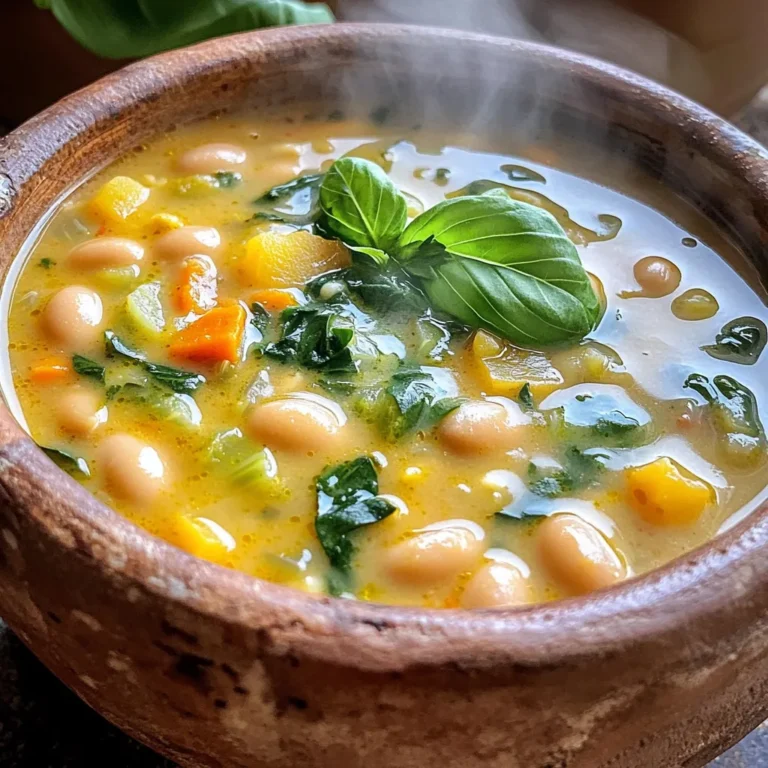 - 2 Tassen getrocknete Cannellini-Bohnen - 1 mittelgroße Zwiebel - 3 Knoblauchzehen Die Hauptzutaten sind sehr wichtig. Die Cannellini-Bohnen geben der Suppe die Basis. Diese Bohnen sind cremig und lecker. Die Zwiebel bringt einen süßen Geschmack. Der Knoblauch sorgt für ein tolles Aroma. - 2 Karotten - 2 Selleriestangen - 1 Dose gewürfelte Tomaten Die Karotten und Sellerie fügen Farbe hinzu. Sie geben auch eine knusprige Textur. Die gewürfelten Tomaten geben der Suppe Frische und Säure. Diese Zutaten machen die Suppe gesund und nahrhaft. - 4 Tassen Gemüsebrühe - 1 Tasse Schlagsahne oder Kokoscreme - Salz und Pfeffer Die Gemüsebrühe ist die Flüssigkeit für die Suppe. Sie bringt viel Geschmack. Die Schlagsahne oder Kokoscreme macht die Suppe cremig. Salz und Pfeffer sind die letzten wichtigen Zutaten. Sie bringen die Aromen zusammen. Um die Slow Cooker Creamy Tuscan Bean Soup perfekt zuzubereiten, beginnen wir mit den Bohnen. - Bohnen einweichen und abspülen: Nehmen Sie zwei Tassen getrocknete Cannellini-Bohnen und weichen Sie sie über Nacht ein. Am nächsten Tag spülen Sie die Bohnen gut ab. Dies entfernt Schmutz und hilft, die Bohnen zuzubereiten. - Gemüse würfeln und hacken: Würfeln Sie eine mittelgroße Zwiebel, zwei Karotten und zwei Selleriestangen. Hacken Sie drei Knoblauchzehen fein. Diese frischen Zutaten geben der Suppe viel Geschmack. Jetzt kommen die vorbereiteten Zutaten in den Slow Cooker. - Anordnung der Zutaten im Slow Cooker: Geben Sie die Bohnen, die Zwiebel, den Knoblauch, die Karotten und den Sellerie in den Slow Cooker. Fügen Sie eine Dose gewürfelte Tomaten mit Saft hinzu. Gießen Sie vier Tassen Gemüsebrühe darüber und rühren Sie alles gut um. Streuen Sie einen Teelöffel getrockneten Oregano, einen Teelöffel getrockneten Basilikum und einen halben Teelöffel rote Pfefferflocken darüber. Würzen Sie die Mischung mit Salz und Pfeffer nach Ihrem Geschmack. Jetzt kochen wir die Suppe langsam. - Einstellungen für den Slow Cooker: Decken Sie den Slow Cooker ab. Stellen Sie ihn auf "Low" für acht Stunden oder auf "High" für vier Stunden ein. Die Bohnen sollten zart und cremig sein. Etwa 30 Minuten vor dem Servieren, rühren Sie eine Tasse grob gehackten Spinat und eine Tasse Schlagsahne oder Kokoscreme ein. Lassen Sie die Suppe ohne Deckel weiterköcheln, damit sich die Aromen entfalten. Probieren Sie die Suppe und passen Sie die Gewürze nach Bedarf an. Um die perfekte Konsistenz für deine Suppe zu erreichen, achte auf die Kochzeit. Wenn du die Bohnen länger kochst, werden sie weicher. Das macht die Suppe cremiger. Wenn du die Bohnen zart magst, halte dich an die angegebenen Zeiten. Frische Kräuter sind ein weiterer Schlüssel. Sie bringen Aromen, die getrocknete Kräuter nicht bieten. Gib frischen Basilikum kurz vor dem Servieren hinzu. So bleibt der Geschmack frisch und intensiv. Die Gewürze sind wichtig für den Geschmack. Du kannst die Menge nach deinem Geschmack anpassen. Magst du es schärfer? Füge mehr rote Pfefferflocken hinzu. Für mehr Tiefe kannst du auch etwas Kreuzkümmel probieren. Eine spritzige Beigabe wie Zitronensaft macht die Suppe lebendiger. Füge den Saft kurz vor dem Servieren hinzu. Ein Spritzer reicht oft, um die Aromen zu heben. Toppings bringen Farbe und Textur. Du kannst geröstete Pinienkerne oder Croutons verwenden. Diese sorgen für einen tollen Crunch. Serviere die Suppe heiß in tiefen Schalen. Das macht sie einladend. Ein frisches Basilikumblatt obenauf ist das perfekte Finish. So sieht die Suppe nicht nur gut aus, sondern schmeckt auch besser. {{image_4}} Für eine vegane Version der Suppe können Sie Kokoscreme verwenden. Diese gibt der Suppe einen reichen, cremigen Geschmack. Kokoscreme ist eine tolle Wahl, wenn Sie milchfrei kochen möchten. Sie können auch Schlagsahne durch Pflanzenmilch ersetzen. So bleibt die Suppe leicht und trotzdem cremig. Um die Suppe noch bunter und nahrhafter zu machen, fügen Sie andere Gemüsesorten hinzu. Zum Beispiel können Sie Zucchini oder Paprika verwenden. Diese Gemüsesorten bringen frische Aromen und mehr Textur. Zudem können Sie optionale Proteinzufügungen wie Kichererbsen oder Linsen hinzufügen. Diese sorgen für eine sättigende Mahlzeit. Experimentieren Sie mit italienischen Kräutern, um den Geschmack zu variieren. Thymian oder Rosmarin passen ebenfalls gut dazu. Sie können auch verschiedene Pfefferarten verwenden. Zum Beispiel gibt schwarzer Pfeffer der Suppe einen scharfen Kick. Probieren Sie es aus und finden Sie Ihre Lieblingskombination! Um Ihre Suppe frisch zu halten, kühlen Sie sie schnell ab. Stellen Sie die Suppe in einen flachen Behälter. So kühlt sie gleichmäßiger. Verwenden Sie luftdichte Behälter zum Lagern. Diese verhindern, dass die Suppe Gerüche aufnimmt. Für das Einfrieren lassen Sie die Suppe vollständig abkühlen. Gießen Sie die Suppe in spezielle Gefrierbehälter. Lassen Sie dabei etwas Platz für die Ausdehnung. Die Suppe hält sich im Gefrierfach bis zu drei Monate. Beschriften Sie die Behälter mit Datum und Inhalt. Um die Suppe aufzuwärmen, verwenden Sie einen Topf oder die Mikrowelle. Erhitzen Sie die Suppe bei mittlerer Hitze. Rühren Sie gelegentlich um, damit sie gleichmäßig warm wird. Vermeiden Sie Überkochen, indem Sie die Hitze anpassen. Fügen Sie bei Bedarf etwas Wasser oder Brühe hinzu, wenn sie zu dick wird. Die Suppe hält sich gut im Kühlschrank. Sie bleibt frisch für etwa 3 bis 5 Tage. Verwenden Sie einen luftdichten Behälter, um die Qualität zu sichern. Achten Sie darauf, die Suppe abzukühlen, bevor Sie sie in den Kühlschrank stellen. Ja, Sie können die Suppe im Voraus machen. Bereiten Sie sie einfach wie gewohnt zu. Lassen Sie die Suppe abkühlen, bevor Sie sie im Kühlschrank lagern. Sie können die Suppe bis zu 5 Tage im Voraus zubereiten. Wenn Sie sie einfrieren möchten, verwenden Sie einen gefriergeeigneten Behälter. Es gibt viele leckere Beilagen, die gut zu dieser Suppe passen. Hier sind einige Vorschläge: - Frisches Baguette oder Ciabatta - Ein einfacher grüner Salat - Gegrilltes Gemüse - Parmesan oder Pecorino Käse zum Bestreuen - Knoblauchbrot für extra Geschmack In diesem Artikel haben wir alle wichtigen Zutaten für eine köstliche Bohnensuppe besprochen. Du hast gelernt, wie man die Bohnen und das Gemüse vorbereitet, sie im Slow Cooker anordnet und die richtige Kochzeit festlegt. Außerdem teile ich hilfreiche Tipps für die perfekte Konsistenz und Geschmack. Probiere die Variationen aus und speichere die Reste richtig, um die Suppe länger genießen zu können. Mit diesen Anleitungen wirst du ein wahrer Suppenprofi!