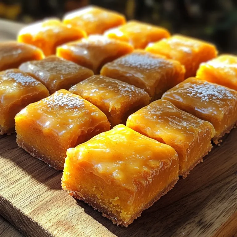 Um köstliche Kürbis-Gewürz-Donut-Riegel zu machen, benötigen Sie: - 1 Tasse Weizenmehl (Type 405) - 1/2 Tasse Vollkornmehl - 1 Teelöffel Backpulver - 1 Teelöffel Natron - 1 Teelöffel gemahlener Zimt - 1 Teelöffel gemahlene Muskatnuss - 1/2 Teelöffel gemahlener Ingwer - 1/2 Teelöffel Salz - 1 Tasse Kürbispüree aus der Dose - 1/2 Tasse brauner Zucker, fest verpackt - 1/4 Tasse Ahornsirup - 1/4 Tasse Pflanzenöl - 2 große Eier - 1 Teelöffel Vanilleextrakt Diese Zutaten bilden die Basis für die Riegel. Das Kürbispüree sorgt für Feuchtigkeit und einen tollen Geschmack. Die Glasur macht die Riegel noch besser. Sie brauchen dafür: - 1 Tasse Puderzucker - 3 Esslöffel Ahornsirup - 1 Esslöffel Milch (oder pflanzliche Milch) Die Glasur gibt den Riegeln einen süßen und glänzenden Touch. Für die besten Riegel, wählen Sie frische und hochwertige Zutaten. - Mehl: Verwenden Sie frisches Mehl. Es gibt einen besseren Geschmack. - Kürbispüree: Nehmen Sie reines Kürbispüree ohne Zusatzstoffe. - Zucker: Brauner Zucker bringt einen tiefen, karamelligen Geschmack. - Ahornsirup: Wählen Sie echten Ahornsirup für das beste Aroma. Achten Sie darauf, die Zutaten gut zu vermischen. Das sorgt für einen gleichmäßigen Teig. Frische Zutaten machen den Unterschied für den Geschmack und die Qualität der Riegel. Heize deinen Ofen auf 175°C vor. Fette eine 20x20 cm große Backform ein oder lege sie mit Backpapier aus. Dies sorgt dafür, dass die Riegel nicht kleben bleiben. Nimm eine mittelgroße Schüssel. Vermenge darin 1 Tasse Weizenmehl, 1/2 Tasse Vollkornmehl, 1 Teelöffel Backpulver, 1 Teelöffel Natron, 1 Teelöffel gemahlenen Zimt, 1 Teelöffel gemahlene Muskatnuss, 1/2 Teelöffel gemahlenen Ingwer und 1/2 Teelöffel Salz. Mische alles gut und stelle die Schüssel beiseite. In einer großen Schüssel kombinierst du 1 Tasse Kürbispüree, 1/2 Tasse braunen Zucker, 1/4 Tasse Ahornsirup, 1/4 Tasse Pflanzenöl, 2 große Eier und 1 Teelöffel Vanilleextrakt. Rühre die Mischung gut um, bis sie glatt ist. Füge dann die trockenen Zutaten nach und nach hinzu. Rühre vorsichtig, um den Teig nicht zu übermischen. Gieße den Teig in die vorbereitete Backform. Glätte die Oberseite mit einem Spatel. Backe die Riegel 25-30 Minuten. Prüfe mit einem Zahnstocher, ob sie fertig sind. Lass die Riegel in der Form vollständig abkühlen, bevor du sie herausnimmst. Für die Glasur verrühre 1 Tasse Puderzucker, 3 Esslöffel Ahornsirup und 1 Esslöffel Milch in einer kleinen Schüssel. Mische alles, bis die Glasur glatt ist. Träufle die Glasur über die abgekühlten Riegel, sodass sie leicht über die Seiten läuft. Schneide die Riegel in Stücke und genieße sie! Ein häufiger Fehler ist, zu lange zu rühren. Zu viel Rühren macht die Riegel hart. Mischen Sie die Zutaten nur, bis sie gerade verbunden sind. Ein weiterer Fehler ist das Überbacken. Achten Sie darauf, die Riegel rechtzeitig aus dem Ofen zu nehmen. Überprüfen Sie mit einem Zahnstocher, ob sie fertig sind. Wenn der Zahnstocher sauber herauskommt, sind die Riegel bereit. Um die Riegel fluffig zu halten, verwenden Sie frische Zutaten. Alte Backpulver und Natron verlieren ihre Wirkung. Messen Sie die Mehle genau ab. Zu viel Mehl macht die Riegel trocken. Rühren Sie die feuchten und trockenen Zutaten vorsichtig zusammen. So bleibt die Luft im Teig erhalten. Lassen Sie den Teig nicht zu lange stehen, bevor Sie ihn backen. Für die perfekte Glasur ist das Verhältnis entscheidend. Die Glasur sollte dick genug sein, um zu haften. Beginnen Sie mit Puderzucker und Ahornsirup. Fügen Sie nach Bedarf Milch hinzu. Wenn die Glasur zu dünn ist, geben Sie mehr Puderzucker dazu. Nutzen Sie einen Spritzbeutel für eine schöne Dekoration. So sehen die Riegel noch besser aus und schmecken köstlich. {{image_4}} Fügen Sie Nüsse oder Schokoladensplitter hinzu, um mehr Textur zu schaffen. Walnüsse oder Pekannüsse passen gut zu den Aromen. Sie geben den Riegeln einen knackigen Biss. Schokoladensplitter bringen eine süße Note. Mischen Sie sie einfach in den Teig, bevor Sie ihn backen. Verwenden Sie etwa 1/2 Tasse Nüsse oder Schokoladensplitter. Das gibt dem Rezept eine neue Dimension. Für eine vegane Version ersetzen Sie die Eier mit Apfelmus oder Leinsamen. Mischen Sie 1 Esslöffel Leinsamen mit 2,5 Esslöffeln Wasser. Lassen Sie es einige Minuten stehen, bis es gelartig wird. Verwenden Sie Pflanzenöl statt tierischen Fetten. Ahornsirup bleibt eine großartige Süßungsoption. Diese Änderungen machen die Riegel lecker und vegan. Experimentieren Sie mit Gewürzen für neue Geschmäcker. Fügen Sie Muskatnuss oder Kardamom hinzu. Diese Gewürze haben einen warmen, aromatischen Geschmack. Sie können auch etwas Kakao oder Zimt hinzufügen, um die Riegel zu verfeinern. Passen Sie die Menge nach Ihrem Geschmack an. Mit solchen Variationen bleiben die Riegel spannend und überraschend. Um die Kürbis-Gewürz-Donut-Riegel frisch zu halten, lege sie in einen luftdichten Behälter. Verwende eine Backform oder einen Behälter, der gut schließt. Stelle die Riegel an einen kühlen, trockenen Ort. So bleiben sie weich und lecker. Um die Haltbarkeit zu verlängern, kannst du die Riegel im Kühlschrank lagern. In einem luftdichten Behälter sind sie dort bis zu einer Woche haltbar. Achte darauf, sie gut abzudecken, damit sie nicht austrocknen. Du kannst auch ein Stück Brot hinzufügen. Das hilft, die Feuchtigkeit zu bewahren. Für längere Aufbewahrung friere die Riegel ein. Schneide sie in Stücke und lege sie in einen Gefrierbeutel. Entferne so viel Luft wie möglich, bevor du den Beutel schließt. So bleiben die Riegel bis zu drei Monate frisch. Um sie zu genießen, lasse sie einfach im Kühlschrank auftauen. Die Riegel sind etwa fünf Tage frisch. Lagern Sie sie in einem luftdichten Behälter. So bleiben sie weich und lecker. Wenn Sie sie länger aufbewahren möchten, frieren Sie sie ein. Eingefroren halten sie bis zu drei Monate. Ja, frisches Kürbispüree ist möglich. Kochen Sie den Kürbis, bis er weich ist, und pürieren Sie ihn gut. Achten Sie darauf, dass das Püree nicht zu wässrig ist. Dies könnte die Konsistenz der Riegel verändern. Nicht direkt, da wir Weizenmehl verwenden. Um sie glutenfrei zu machen, nutzen Sie glutenfreies Mehl. Achten Sie darauf, die anderen Zutaten ebenfalls glutenfrei zu wählen. So können alle die Riegel genießen. Sie können die Süße leicht ändern. Verwenden Sie weniger braunen Zucker, wenn Sie es weniger süß mögen. Alternativ können Sie Honig oder Agavendicksaft nutzen. Probieren Sie verschiedene Süßungsmittel aus, um Ihren Geschmack zu treffen. Du hast jetzt alles, um die perfekten Kürbis-Gewürz-Donut-Riegel zu backen. Die Auswahl der frischen Zutaten macht einen großen Unterschied. Die Schritt-für-Schritt-Anleitung hilft dir, Fehler zu vermeiden. Variationen geben dir die Freiheit, kreativ zu sein. Denk daran, die Riegel richtig zu lagern, damit sie lange frisch bleiben. Die Antworten auf häufige Fragen klären letzte Zweifel. Viel Spaß beim Backen und Genießen dieser Leckerei!