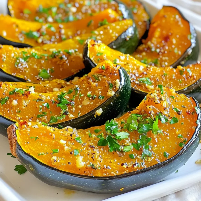 Für dieses einfache Rezept benötigen Sie: - 1 mittelgroßer Ahornsquash - 3 Esslöffel Olivenöl - 4 Knoblauchzehen, fein gehackt Diese Zutaten bilden die Basis für den Geschmack. Der Ahornsquash hat eine süße, nussige Note. Das Olivenöl sorgt für eine perfekte Röstung. Der Knoblauch gibt ein tolles Aroma ab, das das Gericht lebhaft macht. Zusätzlich benötigen Sie: - 1 Teelöffel getrockneter Thymian - 1 Teelöffel getrockneter Rosmarin - 1 Teelöffel geräuchertes Paprikapulver - Salz und Pfeffer nach Geschmack Die Kräuter und Gewürze bringen Tiefe in den Geschmack. Thymian und Rosmarin sind klassisch und passen gut zu Kürbis. Geräuchertes Paprikapulver gibt einen leichten, rauchigen Touch. Salz und Pfeffer runden das Ganze ab und bringen die Aromen zum Vorschein. Sie können auch 2 Esslöffel Ahornsirup hinzufügen. Der Sirup verstärkt die Süße des Ahornsquash. Er gibt dem Gericht einen besonderen Glanz. Wenn Sie eine süßere Note mögen, probieren Sie es aus! Frische Petersilie zum Garnieren macht das Gericht schön und frisch. Heize den Ofen auf 200°C vor. Das sorgt dafür, dass der Ahornsquash gleichmäßig röstet. Bereite ein Backblech mit Backpapier vor. So bleibt das Blech sauber und die Spalten kleben nicht fest. Nimm den Ahornsquash und schneide ihn der Länge nach in zwei Hälften. Achte darauf, vorsichtig zu sein. Entferne die Samen und das weiche Fruchtfleisch mit einem Löffel. Schneide dann jede Hälfte in Spalten. Halte sie gleichmäßig dick, damit sie gleichmäßig garen. In einer großen Schüssel vermische das Olivenöl, den gehackten Knoblauch, den Thymian, den Rosmarin und das geräucherte Paprikapulver. Füge Salz und Pfeffer nach Geschmack hinzu. Wenn du es süßer magst, gib den Ahornsirup dazu. Dann gib die Ahornsquash-Spalten in die Schüssel und mische alles gut. Achte darauf, dass jede Spalte mit der Gewürzmischung bedeckt ist. Lege die gewürzten Spalten auf das Backblech. Achte darauf, dass sie nicht übereinander liegen. Röste die Spalten im Ofen für 25-30 Minuten. Wende sie nach der Hälfte der Zeit. So werden sie zart und die Ränder karamellisieren. Nehme die Spalten aus dem Ofen und lasse sie kurz abkühlen. Garniere die Röstspalten mit frisch gehackter Petersilie. Serviere sie warm. Diese Spalten sind perfekt als Beilage oder Snack. Um die besten Röstzeiten zu erreichen, heizen Sie den Ofen auf 200°C vor. Rösten Sie die Ahornsquash-Spalten für 25-30 Minuten. Wenden Sie die Spalten nach der Hälfte der Zeit. So werden sie gleichmäßig zart und die Ränder karamellisieren. Sie können auch andere Gemüsesorten verwenden. Probieren Sie Kürbis oder Karotten für Abwechslung. Frische Kräuter wie Basilikum oder Oregano sorgen für neue Geschmäcker. Um den Geschmack zu intensivieren, fügen Sie mehr Knoblauch hinzu. Ein Spritzer Zitronensaft bringt Frische und Tiefe. Wenn Sie es süßer mögen, verwenden Sie mehr Ahornsirup. Experimentieren Sie mit verschiedenen Gewürzen, um Ihre perfekte Mischung zu finden. {{image_4}} Für ein veganes Gericht lasse einfach den Ahornsirup weg. Das Rezept ist von Natur aus glutenfrei. Verwende frisches Gemüse, um den Geschmack zu steigern. Du kannst die Gewürzmischung nach Belieben anpassen. Füge etwas Zimt oder Kreuzkümmel hinzu. Diese Gewürze bringen eine warme Note. Auch Nüsse oder Kürbiskerne passen gut dazu. Sie geben einen schönen Crunch. Im Winter benutze Muskatnuss oder Ingwer. Sie verleihen dem Gericht eine festliche Note. Im Frühling sind frische Kräuter wie Basilikum oder Minze toll. Sie bringen Frische und Farbe in dein Gericht. Wenn du Reste von den Knoblauch-Kräuter-Röst-Ahornsquash-Spalten hast, bewahre sie in einem luftdichten Behälter auf. Stelle sicher, dass sie vollständig abgekühlt sind, bevor du sie in den Kühlschrank legst. Du kannst die Reste bis zu drei Tage aufbewahren. Um die Spalten wieder aufzuwärmen, lege sie auf ein Backblech und erhitze sie bei 180°C für etwa 10 bis 15 Minuten. So bleiben sie knusprig. Um zu verhindern, dass die Spalten matschig werden, lege sie in einer einzigen Schicht auf das Backblech. Wenn sie sich überlappen, können sie nicht gleichmäßig rösten. Außerdem solltest du darauf achten, dass du die Spalten gut abtrocknest, bevor du sie mit Öl und Gewürzen vermischst. Zu viel Feuchtigkeit kann verhindern, dass sie schön knusprig werden. Im Kühlschrank halten die gerösteten Ahornsquash-Spalten etwa drei Tage. Wenn du sie länger aufbewahren möchtest, kannst du sie einfrieren. Lege die abgekühlten Spalten in einen gefrierfreundlichen Behälter oder einen Beutel. Achte darauf, die Luft gut herauszudrücken. Im Gefrierfach halten sie bis zu drei Monate. Zum Auftauen lasse sie einfach über Nacht im Kühlschrank oder erwärme sie direkt im Ofen. Man sollte Ahornsquash 25 bis 30 Minuten rösten. Ich empfehle, die Spalten nach 15 Minuten zu wenden. So werden sie gleichmäßig zart und knusprig. Achte darauf, dass die Ränder leicht karamellisieren. Ja, frische Kräuter sind eine tolle Wahl! Du kannst frischen Thymian oder Rosmarin verwenden. Frische Kräuter bringen einen intensiveren Geschmack. Hacke sie fein und füge sie zur Gewürzmischung hinzu. Gerösteter Ahornsquash passt gut zu vielen Gerichten. Serviere ihn mit Joghurt-Dip oder Feta-Käse für zusätzlichen Geschmack. Er ist auch eine großartige Beilage zu Fleisch oder Fisch. Probiere ihn in Salaten oder als Teil eines Gemüsegerichts. Du kannst das Rezept leicht verdoppeln oder halbieren. Achte darauf, dass du genügend Platz auf dem Backblech hast. Wenn du mehr machst, röste die Spalten in zwei Chargen. So bleiben sie schön knusprig. Ahornsquash ist einfach zuzubereiten und sehr lecker. Wir haben die Hauptzutaten und Gewürze durchgegangen. Du hast auch erfahren, wie man ihn richtig röstet und serviert. Tipps und Tricks helfen dir, die besten Ergebnisse zu erzielen. Denk daran, dass es viele Variationen gibt und du die Reste leicht aufbewahren kannst. Experimentiere mit neuen Geschmacksrichtungen und genieße dein Gericht. Jetzt kann nichts mehr schiefgehen!