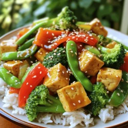 - 1 Block fester Tofu - 1 rote Paprika, in Streifen geschnitten - 1 Tasse Zuckerschoten, beschnitten - 1 Tasse Brokkoli-Röschen - 4 Knoblauchzehen, fein gehackt - 1 Esslöffel frischer Ingwer, gerieben Die Hauptzutaten für Teriyaki Tofu Stir Fry sind einfach und frisch. Tofu ist die Basis. Er hat viel Eiweiß und nimmt die Aromen gut auf. Gemüse wie Paprika, Zuckerschoten und Brokkoli bringt Farbe und Nährstoffe. Knoblauch und Ingwer geben dem Gericht einen starken Geschmack. Ich empfehle, eine hausgemachte Teriyaki-Sauce zu verwenden. Sie ist einfach zu machen. Nur Sojasauce, Mirin, Zucker und etwas Stärke sind nötig. Diese Sauce hat frische Aromen und ist frei von Konservierungsstoffen. Wenn Sie eine gekaufte Sauce verwenden, wählen Sie eine ohne künstliche Zusätze. Achten Sie auf die Zutatenliste. Für die Beilage passen Jasminreis oder Quinoa sehr gut. Beides ist leicht und gesund. Sie können auch frische Kräuter oder Sesam zum Garnieren nutzen. Das gibt dem Gericht einen tollen Crunch und einen zusätzlichen Geschmack. Zuerst drücken wir den Tofu gut. Nehmen Sie einen Block festen Tofu und lassen Sie ihn abtropfen. Wickeln Sie ihn in ein Küchentuch. Legen Sie etwas Schweres darauf. Lassen Sie ihn so für mindestens 15 Minuten stehen. Das hilft, die überschüssige Flüssigkeit zu entfernen. Jetzt schneiden Sie den Tofu in gleichmäßige Würfel. Diese sollten klein genug sein, um sie leicht zu braten. Danach nehmen Sie die Maisstärke und bestreuen die Tofu-Würfel gleichmäßig. Die Maisstärke macht den Tofu schön knusprig beim Braten. Erhitzen Sie 1 Esslöffel Pflanzenöl in einer großen Pfanne oder einem Wok. Stellen Sie die Hitze auf mittel-hoch. Wenn das Öl heiß ist, fügen Sie die Tofu-Würfel in einer einzigen Schicht hinzu. Braten Sie sie für 5-7 Minuten. Wenden Sie die Würfel, bis sie goldbraun sind. Nehmen Sie den Tofu aus der Pfanne und stellen Sie ihn beiseite. Wählen Sie frisches Gemüse aus. Ich benutze rote Paprika, Zuckerschoten und Brokkoli. Schneiden Sie die Paprika in Streifen und den Brokkoli in kleine Röschen. Die Zuckerschoten sollten beschnitten sein. Jetzt geben Sie das restliche Öl in die Pfanne. Fügen Sie das Gemüse hinzu und braten Sie es für 4-5 Minuten. Achten Sie darauf, dass es knackig bleibt. Fügen Sie den gehackten Knoblauch und den geriebenen Ingwer hinzu. Braten Sie das Ganze für eine weitere Minute, bis die Aromen schön durchkommen. Jetzt fügen Sie den gebratenen Tofu wieder in die Pfanne. Gießen Sie die Teriyaki-Sauce über alles. Rühren Sie vorsichtig um, damit alles gleichmäßig bedeckt ist. Kochen Sie es für weitere 2-3 Minuten. Nehmen Sie die Pfanne vom Herd und rühren Sie die gehackten Frühlingszwiebeln unter. Servieren Sie das Gemüse-Tofu-Stir-Fry auf einem Bett aus Jasminreis oder Quinoa. Garnieren Sie das Gericht mit Sesam für zusätzlichen Crunch. Genießen Sie Ihr leckeres Teriyaki Tofu Stir Fry! Um Tofu perfekt zu braten, vermeiden Sie häufige Fehler wie zu viel Feuchtigkeit. Drücken Sie den Tofu gut, bevor Sie ihn schneiden. Die Maisstärke hilft, den Tofu knusprig zu machen. Eine gute Methode ist, den Tofu in gleichmäßige Würfel zu schneiden und ihn gleichmäßig mit der Stärke zu bestreuen. Alternativ können Sie den Tofu auch im Ofen backen. Schneiden Sie ihn in Würfel, bestreuen Sie ihn mit Maisstärke und backen Sie ihn bei 200 Grad Celsius für etwa 25 Minuten. So wird er ebenfalls knusprig. Setzen Sie saisonales Gemüse ein, um frische Aromen zu fördern. Im Frühling sind Spargel und Erbsen toll. Im Herbst können Sie Kürbis und Karotten verwenden. Diese Kombinationen bringen Farbe und Geschmack in Ihr Gericht. Kombinieren Sie verschiedene Gemüsesorten, um Abwechslung zu schaffen. Mischen Sie zum Beispiel Zucchini mit Brokkoli oder Paprika mit Pilzen. Das sorgt für bunte und gesunde Teller. Um den Geschmack zu verbessern, fügen Sie Gewürze und Kräuter hinzu. Ein wenig Chili oder Sesamöl kann für eine extra Kick sorgen. Auch frischer Koriander passt gut dazu. Passen Sie die Teriyaki-Sauce an, um Ihre Vorlieben zu berücksichtigen. Fügen Sie mehr Honig für Süße oder Sojasauce für Salzgehalt hinzu. Experimentieren Sie mit den Aromen, um Ihr perfektes Gericht zu finden. {{image_4}} Für eine rein pflanzliche Ernährung ist Tofu die perfekte Wahl. Tofu ist eine großartige Proteinquelle. Du kannst auch Tempeh ausprobieren, wenn du etwas Neues willst. Es hat einen nussigen Geschmack und eine festere Textur. Auch Seitan kann eine gute Wahl sein. Er hat eine fleischähnliche Konsistenz und passt gut zu Teriyaki-Sauce. Wenn du glutenfrei essen möchtest, verwende glutenfreie Teriyaki-Sauce. Viele Marken bieten diese Option an. Achte auf die Zutatenliste, um sicherzugehen. Du kannst auch Kokosnussaminos verwenden. Diese sind eine gute glutenfreie Alternative. Achte beim Kochen darauf, dass alle anderen Zutaten ebenfalls glutenfrei sind. Kombiniere dein Teriyaki-Tofu mit anderen asiatischen Beilagen. Reisnudeln sind eine leckere Option und leicht zuzubereiten. Quinoa ist ebenfalls gesund und eine tolle Beilage. Du kannst das Gericht auch mit einer leichten Brühe oder einer Suppe ergänzen. Das gibt dir eine weitere Dimension des Geschmacks. Um deine Reste richtig zu lagern, wähle gut schließende Behälter. Glasbehälter sind eine gute Wahl. Sie verhindern den Geruch und speichern die Frische. Du kannst auch Plastikbehälter nutzen. Achte darauf, dass sie BPA-frei sind. Im Kühlschrank bleiben die Reste bis zu drei Tage frisch. Achte darauf, dass das Gericht gut abgekühlt ist, bevor du es in den Kühlschrank stellst. So vermeidest du Kondenswasser. Die besten Methoden zum Erwärmen sind die Mikrowelle oder die Pfanne. Wenn du die Mikrowelle nutzt, stelle sie auf mittlere Hitze. Erwärme das Gericht in kurzen Abständen. Rühre zwischendurch um, um eine gleichmäßige Wärme zu erreichen. Wenn du die Pfanne wählst, erhitze etwas Öl. Gib das Gericht hinein und rühre es vorsichtig. So bleibt der Tofu knusprig. Achte darauf, dass du nicht zu lange erhitzt, um Matsche zu vermeiden. Wenn du das Gericht für mehrere Tage vorbereiten möchtest, teile es in Portionen auf. Nutze kleine Behälter, die leicht zu greifen sind. So bleibt das Essen frisch und einfach zu erwärmen. Für die Lagerung in Portionen kannst du auch das Gemüse und den Tofu getrennt aufbewahren. Das hilft, die Knackigkeit des Gemüses zu bewahren. So kannst du jeden Tag ein leckeres Mittagessen genießen. Um Tofu knusprig zu machen, gibt es einige einfache Schritte. - Pressen: Drücke den Tofu gut aus, um überschüssige Flüssigkeit zu entfernen. - Schneiden: Schneide den Tofu in gleichmäßige Würfel. - Maisstärke: Bestreue die Tofu-Würfel mit Maisstärke. Das hilft beim Braten. - Braten: Erhitze Pflanzenöl in einer Pfanne. Brate den Tofu 5-7 Minuten, bis er goldbraun ist. Diese Methoden sorgen für eine schöne, knusprige Textur. Du wirst den Unterschied sofort schmecken. Ja, du kannst das Gemüse nach deinem Geschmack ändern. - Karotten: Dünn geschnittene Karotten sind farbenfroh und lecker. - Zucchini: Sie bringt eine milde Note ins Gericht. - Blumenkohl: Blumenkohlröschen geben eine tolle Textur. - Paprika: Nutze auch andere Farben wie gelbe oder grüne Paprika. Experimentiere mit verschiedenen Gemüsesorten. So bleibt dein Gericht frisch und spannend. Ja, die meisten Teriyaki-Saucen sind vegan. - Zutaten: Achte auf Sojasauce, Zucker, Ingwer und Knoblauch. - Kaufempfehlungen: Prüfe die Etiketten. Einige Marken nutzen Honig. - Selbstgemacht: Du kannst auch eine eigene Sauce aus Sojasauce und Zucker machen. Das ist eine einfache Möglichkeit, sicherzustellen, dass deine Sauce vegan ist. Du kannst Reste von Teriyaki Tofu Stir Fry im Kühlschrank aufbewahren. - Lagerung: Bewahre das Gericht in einem luftdichten Behälter auf. - Haltbarkeit: Es bleibt 3-4 Tage frisch. - Einfrieren: Du kannst es auch einfrieren. So bleibt es 2-3 Monate haltbar. Erwärme die Reste gut, bevor du sie isst. Das sorgt für einen guten Geschmack. Zusammenfassend haben wir die Zubereitung eines leckeren Tofu-Gerichts besprochen. Sie haben gelernt, welche Zutaten Sie benötigen und wie Sie den Tofu und das Gemüse am besten zubereiten. Unsere Tipps helfen Ihnen, den Geschmack zu verbessern und verschiedene Variationen auszuprobieren. Denken Sie daran, auch die Lagerung und das Wiedererwärmen zu beachten. Mit diesen Informationen sind Sie bereit, Ihr eigenes köstliches Teriyaki-Gericht zu kreieren und es mit Freunden und Familie zu teilen. Viel Spaß beim Kochen!