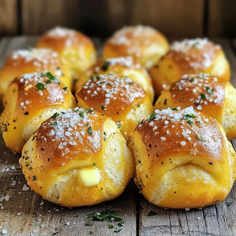 Für die perfekten Brezelbissen brauchst du diese Grundzutaten: - 1 Tasse warmes Wasser (ca. 43°C) - 1 Esslöffel Zucker - 2 Teelöffel Instanthefe - 3 Tassen Weizenmehl (Type 550) - 1 Teelöffel Salz - ¼ Tasse Backnatron (zum Kochen) - ¼ Tasse ungesalzene Butter, geschmolzen Diese Zutaten sind wichtig, um den Teig perfekt zu machen. Die Hefe bringt ihn zum Aufgehen, während das Mehl für die Struktur sorgt. Du kannst deine Brezelbissen noch besser machen mit diesen Zutaten: - ½ Tasse geriebener Parmesan-Käse - 2 Teelöffel Knoblauchpulver - 1 Teelöffel getrocknete Petersilie - Grobes Meersalz zum Bestreuen Der Parmesan gibt einen tollen Geschmack. Knoblauchpulver und Petersilie bringen Aroma und Farbe. Das grobe Meersalz macht die Brezelbissen besonders lecker. Um die Brezelbissen gut zuzubereiten, brauchst du einige Küchenhelfer: - Eine große Schüssel für den Teig - Einen Holzlöffel oder deine Hände zum Kneten - Ein Küchentuch zum Abdecken des Teigs - Einen Schaumlöffel für das Wasserbad - Ein Backpapier für das Auslegen des Tellers Diese Helfer machen die Zubereitung einfacher und schneller. So gelingen deine Brezelbissen sicher! Zuerst mache ich den Teig. Ich nehme eine große Schüssel und gebe warmes Wasser, Zucker und Instanthefe hinein. Ich lasse die Mischung für etwa fünf Minuten ruhen. Sie wird schaumig. Danach füge ich langsam Weizenmehl und Salz hinzu. Ich rühre mit einem Holzlöffel oder meiner Hand, bis der Teig entsteht. Dann knete ich den Teig auf einer leicht bemehlten Fläche für etwa fünf Minuten. Er sollte glatt und elastisch sein. Jetzt lege ich den Teig in eine gefettete Schüssel. Ich decke ihn mit einem Küchentuch ab und lasse ihn an einem warmen Ort für etwa 30 Minuten ruhen. Der Teig sollte sich verdoppeln. Während der Teig ruht, koche ich in einem großen Topf vier Tassen Wasser. Ich füge das Backnatron hinzu. Achtung, die Mischung schäumt! Das ist normal und wichtig für die Brezelbissen. Ich warte, bis das Wasser kocht, während ich die Luftfritteuse auf 190°C vorheize. Wenn der Teig bereit ist, drücke ich ihn herunter und teile ihn in zwölf gleichgroße Stücke. Jedes Stück forme ich zu einem Strang und schneide es in mundgerechte Stücke. Jetzt kommen die Brezelbissen ins Backnatronwasser. Ich gebe sie vorsichtig für etwa 30 Sekunden hinein. Mit einem Schaumlöffel nehme ich sie heraus und lege sie auf einen Teller mit Backpapier. Ich bestreiche die Brezelbissen mit geschmolzener Butter. Dann bestreue ich sie mit Parmesan-Käse, Knoblauchpulver und getrockneter Petersilie. Jetzt lege ich sie in den Luftfritteusenkorb. Ich koche sie in Chargen, wenn nötig. Sie müssen 6-8 Minuten frittieren, bis sie goldbraun sind. Zum Schluss bestreue ich die warmen Brezelbissen mit grobem Meersalz. Jetzt sind sie bereit zum Genießen! Um den perfekten Teig für deine Brezelbissen zu bekommen, knete ihn gut. Du solltest etwa fünf Minuten kneten. Achte darauf, dass der Teig glatt und elastisch wird. Wenn er klebrig ist, füge etwas mehr Mehl hinzu. Ein gut gekneteter Teig sorgt für eine luftige Textur. Die ideale Garzeit für die Brezelbissen in der Luftfritteuse ist zwischen sechs und acht Minuten. Jeder Luftfritteuse kann leicht unterschiedlich sein. Halte also ein Auge darauf. Die Brezelbissen sind fertig, wenn sie goldbraun sind. Serviere die Brezelbissen warm und frisch aus der Luftfritteuse. Du kannst sie mit verschiedenen Dips anbieten. Senf oder Käsesauce passen hervorragend. Auch ein frischer Kräuterquark macht sich gut dazu. So wird dein Snack noch leckerer und bunter. {{image_4}} Käse macht diese Brezelbissen noch besser. Du kannst verschiedene Käsesorten verwenden. Cheddar verleiht einen scharfen Geschmack. Mozzarella sorgt für eine zähe, fädenziehende Textur. Gouda gibt einen süßen, nussigen Geschmack. Misch einfach deinen Lieblingskäse unter den Teig oder bestreue die Bissen nach dem Frittieren damit. Die Gewürze machen den Unterschied. Du kannst die Knoblauch- und Petersilienmischung anpassen. Rosmarin oder Thymian passen hervorragend. Chili-Flocken bringen einen scharfen Kick. Für eine italienische Note füge italienische Kräuter hinzu. Experimentiere mit deinen Lieblingsgewürzen für einzigartige Aromen. Wenn du etwas Süßes möchtest, probiere diese Variation. Du kannst den Teig mit Zimt und Zucker bestreuen. Schmelze etwas Butter und tauche die Bissen hinein. Für Schokoladenliebhaber, füge Schokoladenstückchen hinzu. Diese süßen Brezelbissen sind perfekt für einen Snack oder als Dessert. Um die Reste der Brezelbissen frisch zu halten, lege sie in einen luftdichten Behälter. Die Butter kann die Brezelbissen weich machen. Du kannst sie auch in Aluminiumfolie einwickeln. Stelle sicher, dass sie gut abgekühlt sind, bevor du sie lagerst. So bleiben sie knusprig und lecker. Um die Brezelbissen wieder warm zu machen, heize deine Luftfritteuse auf 160°C vor. Lege die Brezelbissen in den Korb und erwärme sie für etwa 3-5 Minuten. Dies gibt dir eine schöne, knusprige Textur zurück. Alternativ kannst du sie auch im Ofen bei 180°C für 5-7 Minuten aufwärmen. Im Kühlschrank bleiben die Brezelbissen etwa 3-4 Tage frisch. Im Gefrierfach können sie bis zu 3 Monate halten. Achte darauf, sie gut einzupacken, damit sie keine Gefrierbrand bekommen. Zum Auftauen lege sie einfach bei Raumtemperatur für einige Stunden. Die Brezelbissen sind frisch am besten. Lagere sie in einem luftdichten Behälter. So bleiben sie etwa zwei Tage gut. Du kannst sie auch einfrieren. In der Tiefkühltruhe halten sie bis zu drei Monate. Zum Aufwärmen einfach in die Luftfritteuse legen. Ja, du kannst frische Hefe verwenden. Nutze etwa 25 Gramm frische Hefe. Mische sie zuerst mit dem warmen Wasser und dem Zucker. Lass die Mischung für fünf bis zehn Minuten ruhen, bis sie schäumt. Das sorgt für einen guten Aufgang. Wenn der Teig nicht aufgeht, könnte die Hefe alt sein. Überprüfe das Haltbarkeitsdatum. Achte auch darauf, dass das Wasser warm, aber nicht heiß ist. Zu heiß kann die Hefe töten. Lass den Teig an einem warmen Ort ruhen, um bessere Ergebnisse zu erzielen. In diesem Artikel haben wir die besten Zutaten für Brezelbissen besprochen. Ich habe euch eine Schritt-für-Schritt-Anleitung gegeben, um tolle Brezelbissen zuzubereiten. Ich teilte auch nützliche Tipps und Variationen, um eure Brezelbissen zu verfeinern. Denkt daran, Reste richtig zu lagern und aufzuwärmen. Mit diesen Informationen bereitest du perfekte Brezelbissen zu, die jedem schmecken! Gutes Gelingen und viel Spaß beim Ausprobieren!