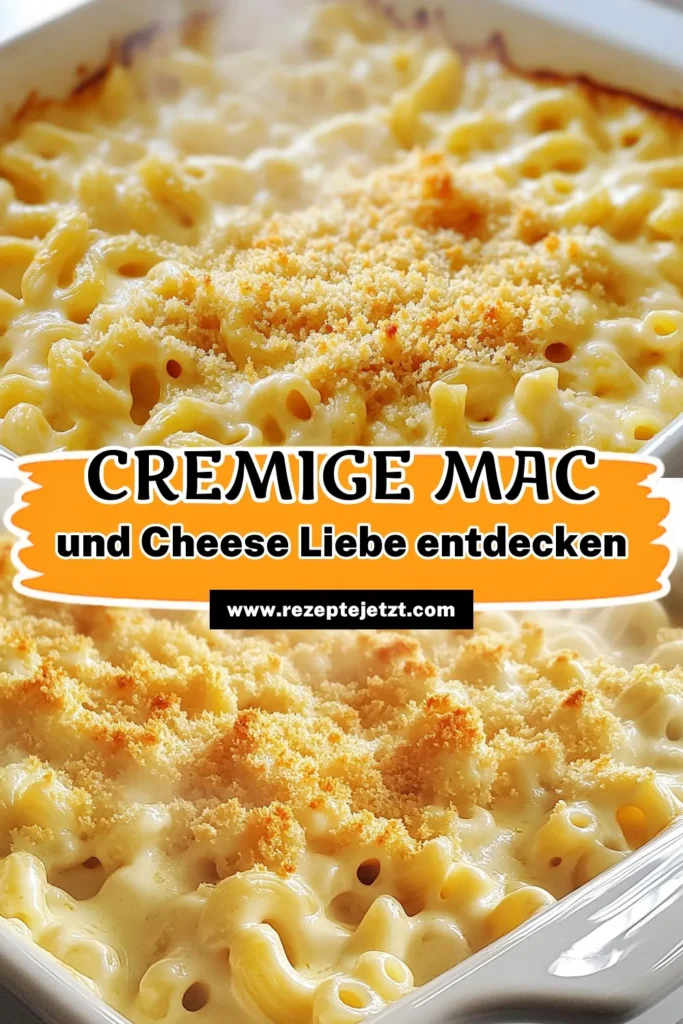 Entdecke das ultimative Rezept für cremige weiße Cheddar Mac & Cheese, das deine Geschmacksknospen verzaubern wird! Mit einer reichhaltigen Käsesauce, perfekt al dente Makkaroni und einem knusprigen Panko-Topping ist dieses Gericht ein echter Genuss. Ideal für Familienessen oder gemütliche Abende. Klicke jetzt, um das vollständige Rezept zu erfahren und serviere diese köstliche Kreation! #MacAndCheese #KäseLiebhaber #Rezeptideen #Essensgenuss