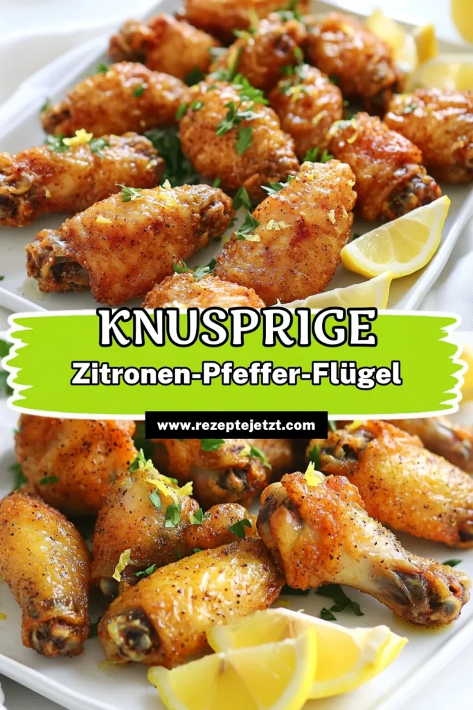 Genießen Sie die perfekten Luftfritteusen Zarte Zitrus-Pfeffer-Flügel mit diesem einfachen Rezept! Knusprige Hähnchenflügel, gewürzt mit einer köstlichen Zitrus-Mischung, sind ideal für jede Gelegenheit. Entdecken Sie, wie Sie in nur 40 Minuten eine leckere Mahlzeit zubereiten können, die alle begeistert. Klicken Sie auf den Link, um die vollständigen Anweisungen und weitere köstliche Rezepte zu finden! #Luftfritteusen #Hähnchenflügel #Rezeptideen #gesundeKüche