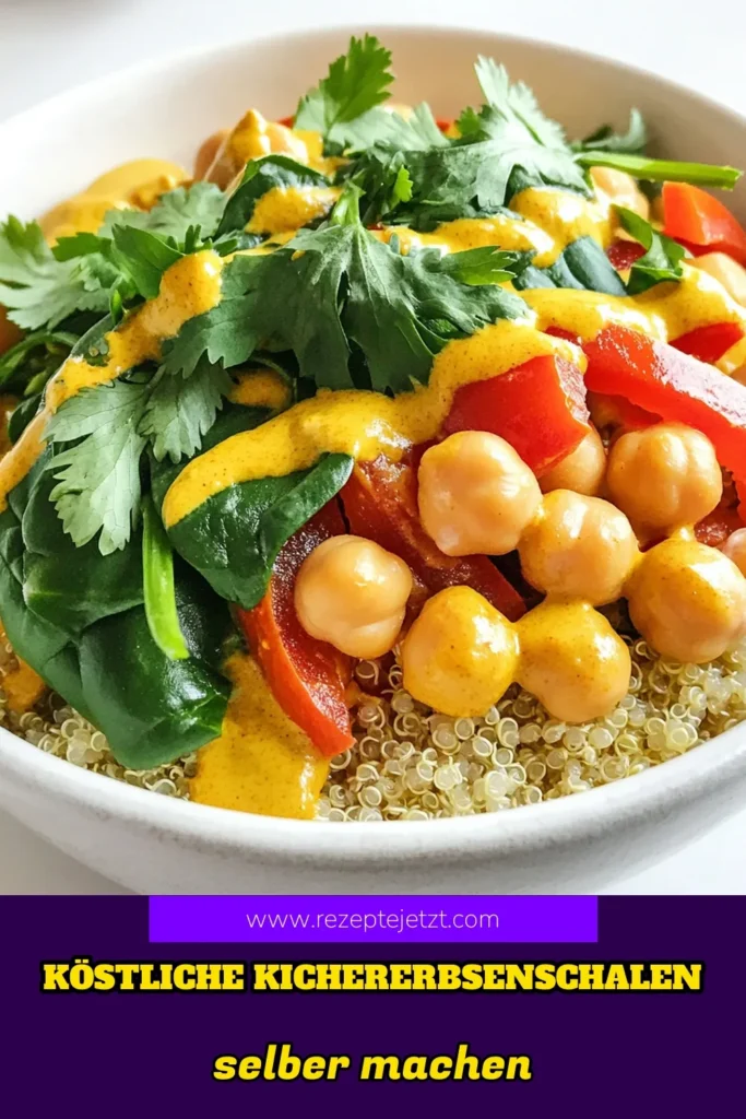 Entdecke das einfache Rezept für köstliche Kokos-Curry-Kichererbsenschalen! Verwandle deine Küche in ein asiatisches Paradies mit diesem aromatischen Gericht, das vollgepackt ist mit gesunden Zutaten wie Kichererbsen, frischem Spinat und cremiger Kokosmilch. Perfekt für ein schnelles, schmackhaftes Abendessen! Klicke hier, um die Schritt-für-Schritt-Anleitung zu finden und kreiere dein eigenes Geschmackserlebnis. #KokosCurry #Kichererbsen #GesundeRezepte #VeganeKüche