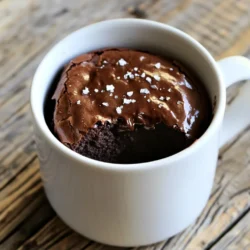 - 4 Esslöffel Allzweckmehl - 4 Esslöffel Kristallzucker - 2 Esslöffel ungesüßtes Kakaopulver - 1/8 Teelöffel Backpulver - Eine Prise Salz Die Hauptzutaten sind einfach zu finden. Allzweckmehl gibt dem Brownie Struktur. Kristallzucker sorgt für Süße und hilft beim Backen. Ungesüßtes Kakaopulver bringt den Schokoladengeschmack. Backpulver macht den Brownie locker. Salz verstärkt den Geschmack. - 3 Esslöffel Milch (oder eine pflanzliche Alternative) - 2 Esslöffel Pflanzenöl (oder geschmolzenes Kokosöl) - 1/4 Teelöffel Vanilleextrakt Die flüssigen Zutaten bringen alles zusammen. Milch oder pflanzliche Alternativen geben Feuchtigkeit. Pflanzenöl oder geschmolzenes Kokosöl sorgt für einen saftigen Brownie. Vanilleextrakt fügt einen tollen Geschmack hinzu. - 2 Esslöffel Schokoladenstückchen (optional) - Eine Prise Meersalz zum Bestreuen (optional) Zusätze machen den Brownie noch besser. Schokoladenstückchen sorgen für einen extra Schokoladengeschmack. Eine Prise Meersalz obenauf hebt den Geschmack hervor. Diese kleinen Extras machen den Genuss perfekt. Wählen Sie eine mikrowellengeeignete Tasse. Eine Tasse mit einem Fassungsvermögen von ca. 350 ml funktioniert gut. Geben Sie dann die trockenen Zutaten in die Tasse. Mischen Sie 4 Esslöffel Allzweckmehl, 4 Esslöffel Kristallzucker, 2 Esslöffel ungesüßtes Kakaopulver, 1/8 Teelöffel Backpulver und eine Prise Salz. Verwenden Sie eine Gabel oder einen kleinen Schneebesen, um Klumpen zu vermeiden. Jetzt fügen Sie die flüssigen Zutaten hinzu. Geben Sie 3 Esslöffel Milch, 2 Esslöffel Pflanzenöl und 1/4 Teelöffel Vanilleextrakt in die Tasse. Rühren Sie die Mischung gut um. Achten Sie darauf, dass der Teig eine glatte Konsistenz hat. Wenn Sie möchten, heben Sie 2 Esslöffel Schokoladenstückchen unter. Das macht Ihren Brownie noch saftiger und leckerer. Stellen Sie die Tasse in die Mikrowelle. Erhitzen Sie sie auf höchster Stufe für 30-40 Sekunden. Überprüfen Sie den Garzustand nach 30 Sekunden. Der Brownie sollte aufgegangen sein. Die Oberfläche muss fest, aber die Mitte noch weich sein. Achten Sie darauf, ihn nicht zu lange zu garen. Er gart nach dem Herausnehmen noch leicht weiter. Lassen Sie den Brownie etwa eine Minute abkühlen, bevor Sie genießen. Um den besten Mikrowellen-Brownie zu machen, ist die Mikrowellenleistung wichtig. Die meisten Mikrowellen haben eine Standardleistung von 800 bis 1000 Watt. Wenn deine Mikrowelle stark ist, backe den Brownie 30 Sekunden. Überprüfe dann den Garzustand. Bei schwächeren Mikrowellen kann es 40 Sekunden dauern. Überkochen ist ein häufiges Problem. Der Brownie gart auch nach dem Herausnehmen weiter. Achte darauf, ihn rechtzeitig herauszunehmen. Der Brownie sollte weich in der Mitte und fest an den Rändern sein. Serviere den Brownie direkt in der Tasse. Das sieht gut aus und spart Geschirr. Du kannst ihn auch mit Eis oder Sahne toppen. Eine Kugel Vanilleeis macht den Brownie noch leckerer. Sahne bringt eine tolle cremige Note. Verziere die Tasse mit Schokoladensauce oder Nüssen. Ein wenig Karamellsoße macht die Tasse besonders festlich. Du kannst verschiedene Schokoladen verwenden. Zartbitter, Vollmilch oder weiße Schokolade passen perfekt. Nüsse wie Walnüsse oder Mandeln geben einen tollen Crunch. Für die Flüssigkeit kannst du auch pflanzliche Alternativen nutzen. Mandelmilch oder Hafermilch sind gute Optionen. Sie geben dem Brownie einen feinen Geschmack. {{image_4}} Wenn du glutenfrei leben möchtest, gibt es tolle Optionen. Du kannst alternative Mehle wie Mandelmehl oder Kokosmehl verwenden. Diese Mehle haben einen anderen Geschmack und eine andere Textur, also teste sie aus. Achte darauf, die Menge anzupassen. Bei den flüssigen Zutaten musst du auch etwas ändern. Zum Beispiel, nutze mehr Flüssigkeit, wenn du Kokosmehl nimmst. Das liegt daran, dass Kokosmehl mehr Feuchtigkeit aufsaugt. Für vegane Brownies wähle pflanzliche Milch. Soja-, Mandel- oder Hafermilch sind ideal. Diese milchfreien Alternativen geben dem Brownie einen tollen Geschmack. Auch das Pflanzenöl kann durch geschmolzenes Kokosöl ersetzt werden. Für die Schokoladenstückchen kannst du vegane Schokolade verwenden. Viele Marken bieten leckere Optionen, die ohne tierische Produkte auskommen. So bleibt dein Brownie ganz pflanzlich. Hier kannst du kreativ sein! Füge Erdnussbutter oder Karamell zu deinem Teig hinzu. Diese Zutaten geben dem Brownie eine neue Dimension. Du kannst auch Gewürze wie Zimt oder Muskatnuss hinzufügen. Ein Hauch von Vanille oder eine Prise Meersalz verstärken die Aromen. Probiere verschiedene Kombinationen aus, bis du deinen perfekten Brownie findest. Lass deiner Phantasie freien Lauf! Wenn du deinen Mikrowellen-Brownie aufbewahren möchtest, gibt es zwei einfache Optionen. Du kannst ihn bei Zimmertemperatur lagern oder im Kühlschrank. - Zimmertemperatur: Der Brownie bleibt frisch, wenn du ihn in einem luftdichten Behälter aufbewahrst. Er hält sich etwa 1 bis 2 Tage. - Kühlschrank: Im Kühlschrank hält der Brownie länger. Er bleibt bis zu einer Woche frisch. Wenn du deinen Brownie aufwärmen möchtest, ist die Mikrowelle der beste Weg. - Aufwärmen in der Mikrowelle: Stelle den Brownie für etwa 10-15 Sekunden in die Mikrowelle. So bleibt er warm und lecker. - Vermeidung von Austrocknung: Achte darauf, ihn nicht zu lange zu erhitzen. Zu viel Wärme macht den Brownie trocken. Ein kleiner Schuss Milch kann helfen, die Feuchtigkeit zu bewahren. Wenn du deinen Brownie für später zubereiten willst, ist das auch einfach. - Zubereitung für Meal Prep: Du kannst mehrere Portionen im Voraus machen. Teile den Teig in Tassen auf und backe sie nacheinander. - Tipps zur Aufbewahrung in anderen Behältern: Verwende kleine Behälter, um die Portionen zu trennen. So kannst du schnell einen Snack nehmen, wann immer du Lust auf etwas Süßes hast. Die Zubereitung eines Mikrowellen-Brownies dauert nur fünf Minuten. Die Vorbereitungszeit beträgt etwa zwei Minuten. Dann kommt die Garzeit von 30 bis 40 Sekunden in der Mikrowelle. Prüfen Sie nach 30 Sekunden, ob er fertig ist. Der Brownie sollte aufgegangen und fest sein, jedoch in der Mitte noch weich. Ja, Sie können den Brownie auch im Ofen backen. Heizen Sie den Ofen auf 180 Grad Celsius vor. Geben Sie den Teig in eine kleine, ofenfeste Form. Backen Sie ihn für etwa 10 bis 15 Minuten. Achten Sie darauf, den Brownie regelmäßig zu überprüfen. Er ist fertig, wenn die Oberfläche fest ist, aber die Mitte noch leicht feucht bleibt. Wenn Sie kein Kakaopulver haben, können Sie auch geschmolzene Schokolade verwenden. Nutzen Sie etwa zwei Esslöffel geschmolzene Schokolade anstelle von Kakaopulver. Sie können auch Carob-Pulver als süße Alternative ausprobieren. Achten Sie darauf, die Menge etwas anzupassen, da Carob süßer ist als Kakao. Zusammenfassend haben wir die wichtigsten Zutaten für deinen Mikrowellen-Brownie besprochen. Von der Wahl des richtigen Mehls bis zu leckeren Variationen ist alles dabei. Diese einfachen Schritte machen das Backen schnell und spaßig. Experimentiere mit unterschiedlichen Zutaten, um deinen perfekten Brownie zu finden. Denk daran, die Tipps zur Lagerung zu beachten, damit er frisch bleibt. Mit diesen Informationen kannst du einen köstlichen Snack genießen, der immer gelingt. Viel Freude beim Ausprobieren!