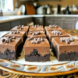 - 24 Oreo-Kekse, zerdrückt - 1 Tasse cremige Erdnussbutter - 1/2 Tasse ungesüßtes Kakaopulver Ich beginne mit den Hauptzutaten. Die Oreo-Kekse sind der Star in diesem Rezept. Sie bringen den vollen Geschmack von Schokolade und einen knusprigen Biss. Zerdrücke die Kekse gut, damit sie gut in die Mischung passen. Die cremige Erdnussbutter verleiht den Riegeln eine schöne, reichhaltige Textur. Achte darauf, dass du die gleichmäßige, cremige Variante wählst. Diese sorgt für den perfekten Fudge-Effekt. Das ungesüßte Kakaopulver fügt einen starken Schokoladengeschmack hinzu. Das macht die Riegel schokoladiger und verstärkt das Mocha-Aroma. - 1/2 Tasse Zucker - 1 Teelöffel Instant-Kaffeepulver - 1/2 Tasse gesüßte Kondensmilch Die zusätzlichen Zutaten sind auch wichtig. Der Zucker bringt die nötige Süße und hilft, die Textur zu verbessern. Das Instant-Kaffeepulver ist der Geheimtipp. Es gibt dem Fudge einen besonderen Mocha-Geschmack. Du wirst es lieben! Die gesüßte Kondensmilch ist ein Muss. Sie bindet die Mischung und sorgt für eine cremige Konsistenz. - 1/4 Tasse Schokoladenstückchen (optional, zum Garnieren) - Kakaopulver Garnierungen bringen das Ganze auf die nächste Stufe. Die Schokoladenstückchen sind nicht nur lecker, sondern sehen auch toll aus. Du kannst sie gleich in die Riegel drücken. Ein leichtes Bestäuben mit Kakaopulver macht die Riegel noch schicker. Es gibt ihnen einen schönen, eleganten Look. Bereit für deine nächste Kaffeepause? Zuerst zerbrichst du 24 Oreo-Kekse in einer großen Schüssel. Du kannst sie mit einem Nudelholz oder deinen Händen zerkleinern, bis sie feine Krümel sind. Dann fügst du 1/2 Tasse ungesüßtes Kakaopulver hinzu. Mische alles gut, bis die Kekse und das Kakaopulver gleichmäßig vermengt sind. Nehmen wir jetzt eine andere Schüssel. Dort gibst du 1 Tasse cremige Erdnussbutter, 1/2 Tasse Zucker, 1 Teelöffel Instant-Kaffeepulver, 1/2 Tasse gesüßte Kondensmilch und 1/2 Teelöffel Vanilleextrakt. Rühre alles zusammen, bis die Mischung glatt ist. Es sollten keine Klumpen mehr da sein. Achte darauf, dass die Konsistenz dick und cremig ist. Jetzt kombinierst du die trockene Mischung mit der Erdnussbuttermischung. Rühre langsam, bis alles gut vermischt ist. Die Mischung sollte jetzt dick und fudgy sein. Lege eine 20x20 cm große Backform mit Backpapier aus. Lasse dabei etwas Papier über den Rand hängen. Gieße die Fudge-Mischung in die Form und drücke sie mit einem Spatel fest. Wenn du magst, drücke ein paar Schokoladenstückchen oben drauf. Decke die Form mit Frischhaltefolie ab und stelle sie für mindestens 2 Stunden in den Kühlschrank. Achte darauf, dass die Fudge dick und cremig ist. Die Konsistenz ist wichtig für den Genuss. Wenn die Mischung zu dünn ist, wird der Riegel brüchig. Wenn sie zu dick ist, wird es schwer, sie gleichmäßig zu verteilen. Halte dich an die Kühlzeiten von mindestens zwei Stunden. So wird die Fudge fest und lässt sich gut schneiden. Präsentiere die Fudge-Riegel auf einem dekorativen Teller. Das Auge isst mit! Bestäube sie leicht mit Kakaopulver für einen schönen Look. Stelle auch einen kleinen Kännchen Kaffee daneben. Gäste können die Riegel eintunken. Der Kaffee hebt den Geschmack des Mocha hervor und macht es besonders lecker. Ein häufiger Fehler ist zu viel Rühren. Zu viel Luft macht die Fudge nicht so fest. Rühre nur, bis alles gut vermischt ist. Achte darauf, dass die Fudge gleichmäßig kühlt. Wenn du nur einen Teil kühlst, wird die Textur ungleichmäßig. Lege die Form flach in den Kühlschrank, um eine gleichmäßige Kühlung zu gewährleisten. {{image_4}} Sie können dieses Rezept leicht anpassen. Fügen Sie Nüsse oder Trockenfrüchte hinzu. Mandeln oder Walnüsse bringen Crunch. Trockenfrüchte wie Cranberries geben süße Akzente. Sie können auch weiße oder Milchschokolade verwenden. Diese Schokolade schmilzt gut und verleiht einen neuen Geschmack. Experimentieren Sie mit verschiedenen Aromen. Verwenden Sie Vanille anstelle von Kaffeepulver. Dies macht die Riegel milder und süßer. Gewürze wie Zimt oder Muskatnuss bringen Wärme. Streuen Sie eine Prise davon in die Mischung. So erhalten Sie ein neues Geschmackserlebnis. Wenn Sie glutenfrei leben, gibt es eine einfache Lösung. Verwenden Sie glutenfreie Oreo-Kekse. Diese sind leicht erhältlich und schmecken genauso gut. So können alle die Fudge-Riegel genießen. Es ist einfach, die Zutaten anzupassen und alle glücklich zu machen. Um die No-Bake Mocha Oreo Fudge Bars frisch zu halten, lagere sie im Kühlschrank. Das hilft, die perfekte Konsistenz zu bewahren. Wickel die Riegel in Frischhaltefolie ein. So bleiben sie lecker und feucht. Du kannst auch eine luftdichte Box verwenden, um sie zu schützen. Wie lange sind die Fudge-Riegel haltbar? Diese Riegel bleiben bis zu einer Woche frisch, wenn du sie richtig lagerst. Das ist perfekt für einen schnellen Snack oder ein Dessert. Wenn du Reste hast, kannst du sie einfach wiederverwenden. Schneide sie in kleine Stücke und füge sie zu Eiscreme oder Joghurt hinzu. Du kannst die Fudge-Riegel auch einfrieren. Lege sie in einen gefrierfesten Behälter. So bleiben sie bis zu drei Monate gut. Um sie aufzutauen, lasse sie einfach im Kühlschrank über Nacht. Du kannst sie auch bei Raumtemperatur auftauen lassen. So hast du immer einen leckeren Snack zur Hand! Ja, du kannst die Erdnussbutter ersetzen. Einige gute Alternativen sind Mandelbutter oder Cashewbutter. Diese Optionen bringen eine ähnliche Cremigkeit. Wenn du eine nussfreie Variante suchst, probiere Sonnenblumenbutter. Sie hat einen milden Geschmack und passt gut zu den anderen Zutaten. Achte darauf, dass die Konsistenz ähnlich bleibt, damit das Fudge gut gelingt. Die Fudge-Riegel brauchen mindestens zwei Stunden im Kühlschrank, um fest zu werden. Du kannst sie auch länger kühlen, wenn du eine dickere Konsistenz möchtest. Die Kälte hilft, die Aromen gut zu verbinden. Nach der Kühlzeit ist das Fudge fest und lässt sich leicht schneiden. Stelle sicher, dass du die Riegel in einer geschlossenen Form aufbewahrst, um sie frisch zu halten. Ja, die Riegel können glutenfrei sein, wenn du glutenfreie Oreo-Kekse verwendest. Achte darauf, dass auch die anderen Zutaten glutenfrei sind. Überprüfe die Verpackungen auf mögliche Spuren von Gluten. Wenn du in einer Küche mit glutenhaltigen Lebensmitteln arbeitest, nutze separate Geräte und Utensilien, um Kreuzkontamination zu vermeiden. So kannst du sicher sein, dass deine Fudge-Riegel glutenfrei bleiben. Am Ende dieses Beitrags hast du alles, was du brauchst. Wir haben die Hauptzutaten, wie Oreo-Kekse und Erdnussbutter, besprochen. Ich habe dir eine einfache Anleitung gegeben, um perfekte Fudge-Riegel zu machen. Denk daran, die Konsistenz zu kontrollieren und häufige Fehler zu vermeiden. Du kannst auch deine eigene Note hinzufügen, indem du Variationen ausprobierst. Lagere deine Fudge im Kühlschrank für einen langen Genuss. Viel Spaß beim Backen!