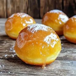 Für diese leckeren Donutlöcher brauchst du: - 1 Tasse Weizenmehl - 1/3 Tasse Kristallzucker - 2 Teelöffel Backpulver - 1/2 Teelöffel Salz - 1/4 Teelöffel gemahlene Muskatnuss - 1/4 Tasse Milch - 1 großes Ei - 2 Esslöffel ungesalzene Butter, geschmolzen - 1 Teelöffel Vanilleextrakt - 1/2 Tasse Ahornsirup - 1/2 Tasse Puderzucker Diese Zutaten sind einfach zu finden. Du kannst sie alle in einem normalen Supermarkt kaufen. Sie geben den Donutlöchern ihren tollen Geschmack. Wenn du Allergien hast, gibt es Alternativen: - Verwende glutenfreies Mehl anstelle von Weizenmehl. - Nutze Pflanzenmilch, wenn du keine Milch trinken kannst. - Ersetze das Ei durch einen geschälten Apfel oder eine Banane. - Nutze Kokosöl anstelle von Butter. Diese Alternativen helfen, die Donutlöcher für alle genießbar zu machen. Achte darauf, frische Zutaten zu wählen. Hier sind ein paar Tipps: - Kaufe frisches Mehl und Zucker. Das verbessert den Geschmack. - Achte darauf, dass die Butter ungesalzen ist. Sie hat einen besseren Geschmack. - Verwende echten Ahornsirup für die Glasur. Er gibt einen tollen, süßen Geschmack. - Prüfe das Haltbarkeitsdatum der Milch. Frische Milch schmeckt besser. Mit diesen Tipps kannst du sicherstellen, dass deine Donutlöcher lecker werden. Zuerst nehmen Sie eine große Schüssel. Geben Sie das Weizenmehl, den Kristallzucker, das Backpulver, das Salz und die Muskatnuss hinein. Mischen Sie alles gut mit einem Schneebesen. Achten Sie darauf, dass keine Klumpen entstehen. Dies sorgt für eine gleichmäßige Textur in den Donutlöchern. Nehmen Sie eine separate Schüssel. Fügen Sie die Milch, das Ei, die geschmolzene Butter und den Vanilleextrakt hinzu. Rühren Sie alles gut um, bis die Mischung glatt ist. Diese feuchten Zutaten bringen Feuchtigkeit und Geschmack in den Teig. Jetzt fügen Sie die feuchten Zutaten langsam zu den trockenen hinzu. Mischen Sie vorsichtig mit einem Spatel. Achten Sie darauf, den Teig nicht zu überarbeiten. Nehmen Sie etwa einen Esslöffel Teig und formen Sie kleine Kugeln. Wiederholen Sie dies, bis Sie 12 bis 14 Donutlöcher haben. Heizen Sie die Luftfritteuse auf 175°C vor. Besprühen Sie den Korb leicht mit Kochspray. Legen Sie die Donutlöcher in den Korb der Luftfritteuse. Stellen Sie sicher, dass sie sich nicht berühren. Frittieren Sie sie 10 bis 12 Minuten lang. Schütteln Sie den Korb einmal während des Garens. So werden sie schön gleichmäßig goldbraun. Während die Donutlöcher garen, machen Sie die Glasur. Nehmen Sie einen kleinen Topf und geben Sie den Ahornsirup und den Puderzucker hinein. Erwärmen Sie die Mischung bei niedriger Hitze. Rühren Sie, bis die Glasur glatt ist. Tauchen Sie die heißen Donutlöcher sofort in die Glasur. Lassen Sie den überschüssigen Guss abtropfen und genießen Sie! Um perfekte Donutlöcher zu machen, achte auf die Zutaten. Verwende frisches Mehl und Backpulver. Das macht den Teig leicht und fluffig. Mixe die trockenen Zutaten zuerst in einer großen Schüssel. So verteilen sich die Zutaten gleichmäßig. Wenn du die feuchten Zutaten hinzufügst, mische sie sanft. Zu viel Rühren macht den Teig fest. Forme die Donutlöcher mit sauberen Händen. Achte darauf, dass sie gleich groß sind. So garen sie gleichmäßig in der Luftfritteuse. Ein häufiger Fehler ist, die Donutlöcher zu dicht zu legen. Lass genug Platz im Korb der Luftfritteuse. Dadurch bekommen sie die nötige Luftzirkulation. Ein weiterer Fehler ist, den Teig zu lange zu rühren. Halte das Rühren kurz und sanft. Wenn du die Glasur machst, achte darauf, dass sie nicht zu dick ist. Eine dünnere Glasur haftet besser an den Donutlöchern. Wenn die Glasur zu heiß wird, kann sie klumpig werden. Rühre sie bei niedriger Hitze. Heize die Luftfritteuse immer vor. So garen die Donutlöcher gleichmäßig. Stelle die Temperatur auf 175°C ein. Gar die Donutlöcher für 10 bis 12 Minuten. Schüttle den Korb einmal während des Garens. Das sorgt für eine goldbraune Farbe. Nach dem Garen tauche die Donutlöcher sofort in die Glasur. So bleibt die Glasur gut haften. Lass sie auf einem Drahtgestell abtropfen. So wird der Überfluss entfernt und die Donutlöcher sind perfekt. {{image_4}} Für schokoladenglasierte Donutlöcher mischen Sie 1 Tasse Puderzucker mit 1/4 Tasse Kakaopulver. Fügen Sie etwas Wasser hinzu, bis die Mischung eine dicke Glasur bildet. Tauchen Sie die warmen Donutlöcher in diese süße Schokolade. Die Kombination aus Schokolade und Ahornsirup macht diese Donutlöcher unwiderstehlich. Um gewürzte Donutlöcher mit Zimt zu machen, fügen Sie 1 Teelöffel Zimt zum Teig hinzu. Für eine leckere Glasur mischen Sie Puderzucker mit Zimt und etwas Wasser. Das gibt den Donutlöchern einen warmen und einladenden Geschmack. Diese Variante passt perfekt zu einer Tasse Kaffee oder Tee. Wenn Sie eine vegane Option wünschen, ersetzen Sie das Ei durch 1/4 Tasse Apfelmus. Verwenden Sie pflanzliche Milch wie Mandel- oder Hafermilch anstelle von Kuhmilch. Die Butter kann durch Kokosöl ersetzt werden. Sie erhalten immer noch köstliche Donutlöcher, die jeder genießen kann. Lagern Sie die Donutlöcher in einem luftdichten Behälter. Das schützt sie vor Feuchtigkeit und hält sie frisch. Stellen Sie den Behälter an einen kühlen, dunklen Ort. Vermeiden Sie direkte Sonne oder Hitze. Wenn Sie die Donutlöcher so lagern, bleiben sie weich und lecker. Die Donutlöcher bleiben etwa drei Tage frisch. Nach drei Tagen können sie trocken werden. Wenn Sie die Donutlöcher länger aufbewahren möchten, frieren Sie sie ein. So bleiben sie bis zu drei Monate gut. Achten Sie darauf, die Donutlöcher vor dem Einfrieren gut zu verpacken. Um die Donutlöcher einzufrieren, lassen Sie sie zuerst abkühlen. Legen Sie sie dann in einen Gefrierbeutel oder einen luftdichten Behälter. Stellen Sie sicher, dass die Donutlöcher nicht übereinander liegen. So vermeiden Sie, dass sie zusammenkleben. Beschriften Sie den Behälter mit dem Datum. Wenn Sie bereit sind, die Donutlöcher zu essen, lassen Sie sie bei Raumtemperatur auftauen. Donutlöcher brauchen etwa 10 bis 12 Minuten in der Luftfritteuse. Die genaue Zeit kann variieren. Überprüfen Sie sie gegen Ende der Garzeit. Sie sollten goldbraun aussehen und durchgegart sein. Wenn Sie sich unsicher sind, können Sie einen Zahnstocher verwenden. Stecken Sie ihn in einen Donut und ziehen Sie ihn heraus. Wenn er sauber ist, sind die Donutlöcher fertig. Ja, Sie können die Donutlöcher auch im Backofen machen. Heizen Sie den Ofen auf 180 Grad Celsius vor. Formen Sie die Donutlöcher und legen Sie sie auf ein mit Backpapier belegtes Blech. Backen Sie sie für etwa 12 bis 15 Minuten. Achten Sie auch hier auf die goldbraune Farbe. Die Textur wird etwas anders sein, aber sie werden trotzdem lecker! Es gibt viele Dips, die gut zu Donutlöchern passen. Hier sind einige Ideen: - Schokoladensauce - Erdbeermarmelade - Karamellsauce - Vanillepudding Experimentieren Sie mit Ihren Lieblingsdips! Jeder Dip bringt einen anderen Geschmack. So wird es nie langweilig. Diese Anleitung zeigt, wie du leckere Donutlöcher in der Luftfritteuse zubereitest. Wir haben die besten Zutaten, Alternativen für Allergiker und wichtige Tipps besprochen. Du kannst auch Variationen und Aufbewahrungsmethoden entdecken. Das Experimentieren mit Geschmäckern macht Spaß. Denk daran, die richtigen Zutaten zu wählen. So gelingen dir die perfekten Donutlöcher. Probiere verschiedene Glasuren und genieße deine Kreationen!