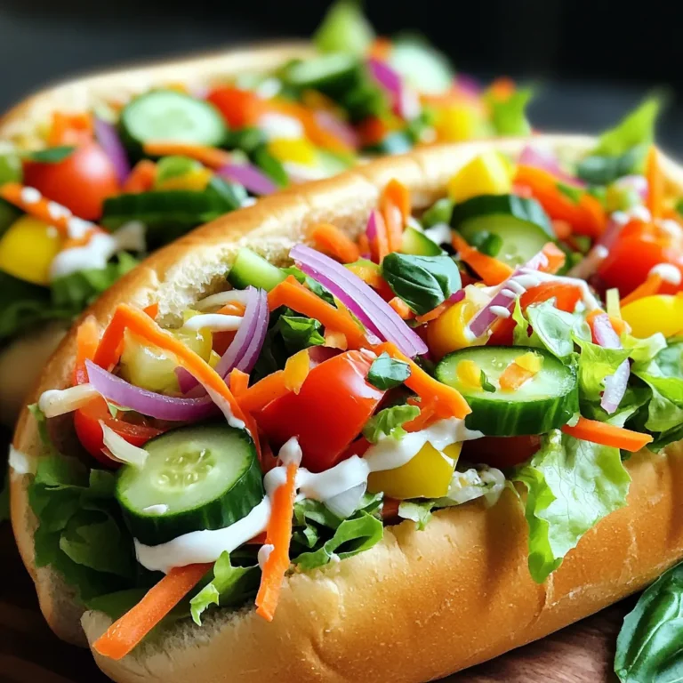 Um den besten TikTok Grinder Salad Sandwich zu machen, brauchen Sie frische Zutaten. Diese machen Ihr Sandwich lecker und knackig. Hier sind die Hauptzutaten: - 1 Tasse gewürfelter Römersalat - 1 Tasse gewürfelte Gurken - 1 Tasse gewürfelte Tomaten - 1/2 Tasse gewürfelte rote Zwiebel - 1/2 Tasse gewürfelte Paprika (jede Farbe ist okay) - 1/2 Tasse geraspelte Karotten Diese frischen Zutaten bringen Farbe und Geschmack in Ihr Sandwich. Durch den Römersalat wird es knackig. Gurken und Tomaten sorgen für Saftigkeit. Die rote Zwiebel und Paprika fügen einen tollen Crunch hinzu. Karotten bringen eine süße Note. Zusätzlich zu den frischen Zutaten brauchen wir noch einige weitere Zutaten für den Geschmack: - 1/2 Tasse Provolone-Käse, gerieben - 1/4 Tasse Mayonnaise - 2 Esslöffel weißen Essig - 2 Teelöffel italienische Gewürzmischung - Salz und Pfeffer nach Geschmack Der Provolone-Käse gibt eine schöne Cremigkeit. Mayonnaise und Essig sind perfekt für das Dressing. Die italienische Gewürzmischung bringt die Aromen zusammen. Vergessen Sie nicht, mit Salz und Pfeffer zu würzen, um alles abzurunden. Die Wahl des Brotes ist wichtig für ein gutes Sandwich: - 4 Hoagie-Brötchen - Optional: Frisches Basilikum oder Petersilie zur Garnierung Hoagie-Brötchen sind ideal, da sie viel Füllung halten können. Sie sind weich und perfekt zum Beißen. Basilikum oder Petersilie als Garnierung bringen frische Aromen und machen das Sandwich schöner. Zuerst wasche alle frischen Zutaten gut. Ich nutze dazu kaltes Wasser. Achte darauf, dass alles richtig sauber ist. Dann schneide die Zutaten in kleine Stücke. Du brauchst: - 1 Tasse gewürfelten Römersalat - 1 Tasse gewürfelte Gurken - 1 Tasse gewürfelte Tomaten - 1/2 Tasse gewürfelte rote Zwiebel - 1/2 Tasse gewürfelte Paprika - 1/2 Tasse geraspelte Karotten Gib alles in eine große Schüssel. Nun ist es Zeit, das Dressing zu machen. In einer kleinen Schüssel mische: - 1/4 Tasse Mayonnaise - 2 Esslöffel weißen Essig - 2 Teelöffel italienische Gewürzmischung - Salz und Pfeffer nach Geschmack Rühre alles gut zusammen, bis die Mischung glatt ist. Jetzt gieße das Dressing über das geschnittene Gemüse. Vermenge alles gründlich. Achte darauf, dass das Gemüse gleichmäßig mit dem Dressing bedeckt ist. Füge dann 1/2 Tasse geriebenen Provolone-Käse hinzu. Rühre vorsichtig um, damit der Käse gut verteilt ist. Nimm die Hoagie-Brötchen und schneide sie längs auf. Achte darauf, sie nicht ganz durchzuschneiden. Öffne die Brötchen wie eine Tasche. Jetzt kannst du die Brötchen füllen. Nimm eine großzügige Portion der Salatmischung und fülle sie in die Brötchen. Drücke die Füllung gut hinein, damit du einen tollen Biss bekommst. Optional kannst du die Sandwiches mit frischem Basilikum oder Petersilie garnieren. Serviere die Sandwiches sofort oder wickle sie in Pergamentpapier für ein schnelles Mittagessen. Um die Frische der Zutaten zu bewahren, achte darauf, alles gut zu waschen. Schneide den Römersalat, die Gurken, die Tomaten, die Zwiebel, die Paprika und die Karotten in kleine Stücke. Dies hilft, die Aromen zu mischen. Verwende frisches Gemüse, um knackige Texturen zu erhalten. Lagere die Zutaten bis zur Zubereitung im Kühlschrank. So bleiben sie frisch und lecker. Um den Geschmack zu verstärken, passe die Gewürze und Dressings an. Füge mehr italienische Gewürzmischung hinzu, wenn du es würziger magst. Probiere auch verschiedene Dressings aus. Ein Spritzer Zitronensaft kann den Geschmack aufpeppen. Experimentiere mit Kräutern wie Dill oder Schnittlauch. Sie geben deinem Sandwich eine besondere Note. Für eine Instagram-würdige Präsentation, achte auf die Farben. Verwende bunte Paprika und frische Kräuter. Platziere die Füllung schön in den Brötchen. Garnieren kannst du mit Basilikum oder Petersilie. Ein schöner Teller macht das Sandwich noch ansprechender. Achte darauf, die Brötchen nicht zu überfüllen, damit sie gut aussehen und leicht zu essen sind. {{image_4}} Du kannst deinem Grinder-Salat Sandwich einen Schub an Protein geben. Füge einfach Hähnchen, Schinken oder Tofu hinzu. Diese Zutaten passen gut zu den frischen Aromen. Hähnchen sorgt für Saftigkeit. Schinken gibt einen herzhaften Geschmack. Tofu ist eine tolle Wahl für Veganer. Diese Optionen machen dein Sandwich sättigender und nahrhafter. Für eine vegetarische Version nutze veganen Käse und Dressing. Diese Zutaten sind einfach zu finden. Veganer Käse schmilzt gut und gibt einen tollen Geschmack. Verwende ein pflanzliches Dressing, um die Frische beizubehalten. So bleibt dein Sandwich lecker und gesund. Du kannst auch extra Gemüse wie Avocado oder Zucchini hinzufügen. Saisonales Gemüse gibt deinem Sandwich Abwechslung. Du kannst im Frühling Spargel oder im Sommer Zucchini verwenden. Im Herbst sind Kürbisstücke eine gute Wahl. Im Winter kannst du Rote Bete oder Grünkohl versuchen. Diese Zutaten bringen Farbe und Geschmack. Sie sind frisch und unterstützen nachhaltige Landwirtschaft. So bleibst du beim Kochen kreativ und flexibel. Der Grinder-Salat bleibt frisch, wenn du ihn richtig lagerst. Bewahre die Reste in einem luftdichten Behälter auf. Im Kühlschrank hält sich der Salat etwa 3-4 Tage. Achte darauf, dass du ihn nicht neben starken Gerüchen lagerst, da das Aroma verloren gehen kann. Wenn du die Sandwiches gefüllt aufbewahrst, esse sie am besten innerhalb von 1-2 Tagen. Hast du Reste vom Grinder-Salat? Es gibt viele kreative Ideen, um sie zu nutzen. Du kannst den Salat als Beilage zu gegrilltem Fleisch servieren. Eine weitere Idee ist, ihn in Wraps zu füllen oder als Topping für Quinoa oder Reisgerichte zu verwenden. Du kannst auch die Mischung in eine Omelette geben. Es ist eine tolle Art, Reste kreativ zu verwenden. Wenn du ein schnelles Mittagessen brauchst, ist dieser Salat perfekt. Du kannst ihn in einem Behälter vorbereiten und mitnehmen. Fülle die Brötchen erst kurz vor dem Essen, damit sie knusprig bleiben. Du kannst die Zutaten auch getrennt packen und dann einfach zusammenfügen. So hast du ein frisch zubereitetes Sandwich, auch wenn du unterwegs bist. Der Grinder-Salat bleibt frisch, wenn du ihn richtig lagerst. Bewahre den Salat in einem luftdichten Behälter im Kühlschrank auf. So bleibt er etwa 3 bis 5 Tage haltbar. Achte darauf, dass du das Dressing getrennt aufbewahrst, damit der Salat nicht matschig wird. Wenn du das Dressing erst kurz vor dem Servieren hinzufügst, bleibt alles knackig und frisch. Ja, du kannst das Rezept ganz nach deinem Geschmack anpassen! Wenn du andere Gemüsesorten magst, füge sie hinzu. Du kannst auch den Käse wechseln, zum Beispiel zu Cheddar oder Feta. Wenn du eine vegane Option möchtest, verwende veganen Käse und ein pflanzliches Dressing. Sei kreativ und passe die Gewürze an, um dein perfektes Sandwich zu kreieren. Die Reste sind vielseitig einsetzbar! Verwende den Salat als Beilage zu anderen Gerichten. Du kannst ihn auch in eine Wraps oder auf einen Teller mit anderen Snacks legen. Eine tolle Idee ist, den Salat auf einem Bett von Quinoa oder Reis zu servieren. So hast du eine leckere, gesunde Mahlzeit. Ein Gartenfrischer Grinder-Salat ist einfach zuzubereiten und schmeckt klasse. Wir haben gesunde Zutaten, eine Schritt-für-Schritt-Anleitung und viele Tipps für Sparfüchse behandelt. Variationen mit Hähnchen oder Tofu machen den Salat spannend. Achte auf die richtige Lagerung, damit du lange Freude daran hast. Nutze diese Ideen für deinen nächsten Snack oder ein schnelles Mittagessen. Probiere die Ideen aus und genieße jeden Bissen!