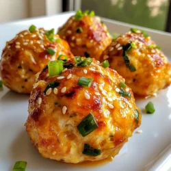 Für die Sesam-Ingwer-Hühnchen-Fleischbällchen brauchen Sie: - 450 g gemahlenes Hühnchen - 60 ml Semmelbrösel - 2 Esslöffel frischer Ingwer, fein gehackt - 1 Esslöffel Knoblauch, fein gehackt - 2 Frühlingszwiebeln, fein geschnitten Diese Zutaten bilden die Basis für die Fleischbällchen. Das gemahlene Hühnchen gibt den Fleischbällchen einen zarten Biss. Die Semmelbrösel sorgen für die nötige Bindung. Ingwer und Knoblauch bringen frische und würzige Aromen. Für den perfekten Geschmack verwenden Sie: - 2 Esslöffel Sojasauce - 1 Esslöffel Sesamöl - 1 Esslöffel Honig - 1 Teelöffel Sesamsamen - Salz und Pfeffer nach Geschmack Sojasauce und Sesamöl geben einen herzhaften und nussigen Geschmack. Honig fügt eine süße Note hinzu. Sesamsamen sorgen für Crunch und eine schöne Garnitur. Um diese köstlichen Fleischbällchen zuzubereiten, benötigen Sie: - Eine große Schüssel - Eine Pfanne - Einen Holzlöffel oder eine Gabel - Küchenpapier Die große Schüssel ist wichtig zum Mischen der Zutaten. Eine Pfanne mit mittlerer Hitze hilft beim Braten der Fleischbällchen. Küchenpapier dient zum Abtropfen des überschüssigen Öls. {{ingredient_image_2}} Um die Mischung für die Fleischbällchen zu machen, nimm eine große Schüssel. Füge das gemahlene Hühnchen hinzu. Gib die Semmelbrösel, den fein gehackten Ingwer und den gehackten Knoblauch dazu. Danach kommen die geschnittenen Frühlingszwiebeln in die Schüssel. Gieße die Sojasauce und das Sesamöl hinein. Füge auch den Honig und die Sesamsamen hinzu. Jetzt ist es Zeit, alles gut zu vermischen. Achte darauf, dass alle Zutaten gleichmäßig verteilt sind. Nutze deine Hände, um die Mischung zu kneten. So wird die Textur gut. Jetzt formen wir die Fleischbällchen. Nimm eine kleine Menge der Mischung in deine Hände. Rolle sie zu einer Kugel, die etwa 2,5 cm groß ist. Achte darauf, dass die Bällchen gleichmäßig groß sind. Das hilft beim gleichmäßigen Garen. Lege die geformten Bällchen auf einen Teller. Wenn du fertig bist, solltest du eine schöne Menge Fleischbällchen haben, bereit zum Braten. Heize eine Pfanne bei mittlerer Hitze vor. Gib einen Schuss Olivenöl in die Pfanne. Wenn das Öl heiß ist, lege die Fleischbällchen vorsichtig hinein. Achte darauf, dass sie nicht übereinanderliegen. Brate die Bällchen etwa 5-6 Minuten auf jeder Seite. Sie sollten goldbraun und durchgegart sein. Das dauert insgesamt etwa 15-20 Minuten. Nimm die fertigen Fleischbällchen aus der Pfanne und lege sie auf Küchenpapier. So entfernst du überschüssiges Öl. Serviere sie warm, garniert mit Sesamsamen und Frühlingszwiebeln. Manchmal möchte ich meine Fleischbällchen etwas anders machen. Eine gute Idee ist, die Gewürze zu ändern. Zum Beispiel kann ich etwas Chili hinzufügen, um sie schärfer zu machen. Auch ein bisschen Koriander oder Kreuzkümmel kann den Geschmack ändern. Wenn ich frischen Koriander verwende, gebe ich ihn direkt in die Mischung. Das passt gut zu dem Sesam-Geschmack. Diese Fleischbällchen sind ideal für Meal Prep. Ich mache oft eine große Menge und lagere sie. Nach dem Kochen lasse ich sie abkühlen und packe sie in Behälter. So habe ich schnelle Snacks oder Mittagessen für die Woche. Wenn ich sie wärme, bleiben sie saftig und lecker. Ich kann sie einfach in der Mikrowelle oder in einer Pfanne wieder aufwärmen. Ein häufiger Fehler ist, die Fleischbällchen zu groß zu machen. Sie sollten nur etwa 2,5 cm im Durchmesser sein. So garen sie gleichmäßig. Auch ist es wichtig, die Pfanne nicht zu überladen. Wenn ich zu viele auf einmal brate, werden sie nicht knusprig. Ein weiterer Fehler ist, die Mischung nicht gut genug zu vermischen. Wenn ich alles gründlich vermische, sind die Fleischbällchen gleichmäßiger im Geschmack. Pro Tipps Frische Zutaten verwenden: Frische Zutaten wie Ingwer und Frühlingszwiebeln sorgen für ein intensiveres Aroma und einen besseren Geschmack der Fleischbällchen. Die richtige Hitze einstellen: Stellen Sie sicher, dass die Pfanne gut vorgeheizt ist, bevor Sie die Fleischbällchen hinzufügen, um eine schöne goldbraune Kruste zu erzielen. Variationen ausprobieren: Experimentieren Sie mit verschiedenen Kräutern und Gewürzen, um die Fleischbällchen nach Ihrem Geschmack anzupassen, z. B. hinzufügen von Chili für eine scharfe Note. Für die perfekte Textur: Vermeiden Sie es, die Mischung zu überarbeiten, da dies die Fleischbällchen zäh machen kann. Mischen Sie die Zutaten nur so lange, bis sie gut kombiniert sind. {{image_4}} Du kannst die Hühnchenfleischbällchen ganz einfach in eine vegetarische oder vegane Version verwandeln. Nutze stattdessen gemahlene Kichererbsen oder Tofu. Diese Optionen geben dir eine ähnliche Textur. Achte darauf, die Gewürze wie Ingwer und Knoblauch gleich zu verwenden. Das sorgt für den gleichen Geschmack. Eine süß-sauer Soße passt perfekt zu diesen Fleischbällchen. Mische Sojasauce, Honig und etwas Essig. Du kannst auch Ananassaft für eine fruchtige Note hinzufügen. Diese Soße gibt den Bällchen einen tollen Glanz und mehr Geschmack. Träufle die Soße einfach über die warmen Bällchen beim Servieren. Für Beilagen empfehle ich gedämpften Reis oder Quinoa. Diese sind leicht und nehmen die Aromen gut auf. Auch frisches Gemüse wie Brokkoli oder Karotten passen gut dazu. Du kannst sie leicht anbraten oder dämpfen. Serviere die Bällchen mit einem Spritzer Limettensaft und garniere sie mit Frühlingszwiebeln. Das bringt Farbe und Frische auf den Tisch. Nach dem Kochen kannst du die Sesam-Ingwer-Hühnchen-Fleischbällchen im Kühlschrank aufbewahren. Lege sie in einen luftdichten Behälter. So bleiben sie frisch. Du kannst die Fleischbällchen auch einfrieren. Packe sie in einen Gefrierbeutel oder einen gefrierfesten Behälter. Achte darauf, die Luft herauszudrücken. So vermeidest du Gefrierbrand. Um die Fleischbällchen wieder zu erwärmen, nimm sie aus dem Kühlschrank oder Gefrierfach. Wenn sie gefroren sind, lasse sie zuerst auftauen. Du kannst sie in einer Pfanne bei mittlerer Hitze anbraten. So werden sie knusprig. Alternativ kannst du sie auch in der Mikrowelle erwärmen. Achte darauf, sie gleichmäßig zu erhitzen. Im Kühlschrank sind die Fleischbällchen bis zu drei Tage haltbar. Achte darauf, sie in einem luftdichten Behälter zu lagern. Nach dieser Zeit können sie an Geschmack verlieren. Wenn du Zweifel hast, rieche an den Fleischbällchen. Wenn sie schlecht riechen, wirf sie lieber weg. Um die Fleischbällchen saftiger zu machen, fügen Sie mehr Semmelbrösel hinzu. Diese halten die Feuchtigkeit. Sie können auch ein wenig mehr Honig verwenden. Honig sorgt für Süße und saftige Bällchen. Ein weiteres Geheimnis ist, die Mischung nicht zu lange zu kneten. Das hält die Textur zart. Achten Sie darauf, die Bällchen nicht zu überbraten. Überbraten macht sie trocken. Es gibt viele tolle Beilagen für diese Fleischbällchen. Sie passen gut zu gebratenem Reis oder Jasminreis. Auch eine frische Gurkensalat ist eine gute Wahl. Für etwas mehr Crunch können Sie Gemüse wie Brokkoli oder Karotten dünsten. Wenn Sie etwas Süßes möchten, probieren Sie Ananas oder Mango dazu. Diese Aromen ergänzen die Sesam-Ingwer-Geschmack perfekt. Ja, Sie können die Zutaten leicht variieren. Statt Hühnchen können Sie auch Pute verwenden. Wenn Sie es schärfer mögen, fügen Sie etwas Chili oder Cayennepfeffer hinzu. Für eine vegetarische Option verwenden Sie Tofu oder pflanzliches Hackfleisch. Auch die Kräuter können variieren. Frischer Koriander oder Basilikum passen gut dazu. Seien Sie kreativ und passen Sie die Zutaten Ihrem Geschmack an! Zusammengefasst haben wir die besten Zutaten für Fleischbällchen besprochen. Ich habe dir eine Schritt-für-Schritt-Anleitung gegeben und Tipps geteilt, um Fehler zu vermeiden. Variationen machen das Gericht spannend und passend für jeden Geschmack. Du kannst deine Fleischbällchen leicht kühlen oder einfrieren. Experimentiere mit neuen Zutaten, um deine perfekte Variante zu finden. Viel Spaß beim Kochen und Genießen dieser leckeren Konzept!