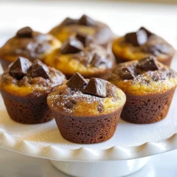 Für Schokoladenstückchen-Bananenmuffins brauchst du einige einfache Zutaten. Hier sind die Hauptzutaten: - 2 reife Bananen, zerdrückt - 80 ml geschmolzenes Kokosöl - 100 g brauner Zucker - 1 große Ei - 1 Teelöffel Vanilleextrakt - 1 Teelöffel Backnatron - 1/2 Teelöffel Salz - 125 g Weizenmehl - 90 g dunkle Schokoladenstückchen - 30 g gehackte Walnüsse (optional) Diese Zutaten sorgen für den süßen Geschmack und die feuchte Textur der Muffins. Wenn du glutenfreie Muffins machen möchtest, kannst du das Weizenmehl durch glutenfreies Mehl ersetzen. Es gibt viele gute Optionen im Handel. Auch die Schokoladenstückchen sollten glutenfrei sein. Achte auf das Etikett. Für eine vegane Version kannst du das Ei durch einen Esslöffel Leinsamen und drei Esslöffel Wasser ersetzen. Lass die Mischung kurz quellen, bevor du sie hinzufügst. Wähle die Bananen, die gut gereift sind. Sie sollten braune Flecken haben, denn diese Bananen sind süßer. Sie geben den Muffins den besten Geschmack. Für die Schokolade, dunkle Stückchen sind ideal. Sie ergänzen den süßen Geschmack der Bananen. Achte darauf, dass die Schokolade von guter Qualität ist. So wird der Geschmack von deinen Muffins viel besser. {{ingredient_image_2}} Heize deinen Ofen auf 175°C vor. Nimm ein Muffinblech mit 12 Fächern. Lege es mit Papierförmchen aus oder sprühe es mit nicht haftendem Kochspray ein. Das sorgt dafür, dass die Muffins nicht kleben bleiben. Nimm zwei reife Bananen und zerdrücke sie gut. Du kannst eine Gabel oder einen Kartoffelstampfer verwenden. Gib 80 ml geschmolzenes Kokosöl in eine große Rührschüssel. Füge die zerdrückten Bananen hinzu und vermenge sie gut. So bekommst du eine glatte Masse. Jetzt fügst du 100 g braunen Zucker hinzu. Rühre die Mischung gut durch. Danach kommt ein großes Ei und 1 Teelöffel Vanilleextrakt dazu. Rühre alles erneut, bis es gut vermischt ist. Nun streue 1 Teelöffel Backnatron und 1/2 Teelöffel Salz über die Bananenmischung. Vermenge alles gründlich, um Klumpen zu vermeiden. Nimm 125 g Weizenmehl und gib es nach und nach zur Mischung. Falten ist hier wichtig! Rühre nicht zu viel, damit die Muffins schön luftig bleiben. Jetzt fügst du 90 g dunkle Schokoladenstückchen hinzu. Wenn du magst, kannst du auch 30 g gehackte Walnüsse einmischen. Mische alles gut, bis die Schokoladenstückchen gleichmäßig verteilt sind. Teile den Teig gleichmäßig auf die Muffinförmchen auf. Fülle jedes Förmchen etwa bis zur Hälfte oder 3/4 voll. Das gibt genug Platz zum Aufgehen. Backe die Muffins für 18 bis 20 Minuten. Um zu prüfen, ob sie fertig sind, stecke einen Zahnstocher in die Mitte eines Muffins. Wenn er sauber herauskommt, sind die Muffins fertig. Nimm die Muffins aus dem Ofen und lasse sie etwa 5 Minuten in der Form abkühlen. Danach lege sie auf ein Kuchengitter, damit sie vollständig abkühlen. Jetzt sind sie bereit, genossen zu werden! Ein häufiger Fehler ist, die Zutaten zu lange zu mischen. Wenn du zu viel rührst, werden die Muffins fest statt luftig. Achte darauf, die trockenen Zutaten nur sanft unterzuheben. Ein weiterer Fehler ist, die Muffins zu früh aus dem Ofen zu nehmen. Nutze einen Zahnstocher, um zu prüfen, ob sie durchgebacken sind. Um die Muffins luftig zu machen, verwende reife Bananen. Diese haben mehr Feuchtigkeit und einen süßeren Geschmack. Zusätzlich hilft es, das Mehl vorsichtig unterzuheben. Achte darauf, nicht zu viel zu rühren, um Luftblasen im Teig zu erhalten. Ein weiterer Trick ist, den Ofen vorzuheizen. So backen die Muffins gleichmäßig. Lagere die Muffins in einem luftdichten Behälter. So bleiben sie frisch und saftig. Du kannst sie auch in einem Kühlschrank aufbewahren, um die Haltbarkeit zu verlängern. Wenn du sie länger aufbewahren möchtest, friere die Muffins ein. Achte darauf, sie gut einzupacken, damit sie nicht austrocknen. Pro Tipps Bananenwahl: Verwende reife Bananen, die braun gefleckt sind, um den besten Geschmack und die optimale Süße zu erzielen. Kokosöltemperatur: Lass das Kokosöl etwas abkühlen, bevor du es zu den Bananen gibst, um die Eier nicht zu kochen. Teig nicht übermixen: Rühre den Teig nur so lange, bis die Zutaten gerade vermischt sind, um luftige Muffins zu gewährleisten. Variationen: Experimentiere mit verschiedenen Nüssen oder Trockenfrüchten, um den Muffins einen besonderen Twist zu verleihen. {{image_4}} Du kannst die Schokoladenstückchen leicht ändern. Statt dunkler Schokolade, probiere weiße oder Milchschokolade. Jede Sorte gibt dem Muffin einen anderen Geschmack. Weiße Schokolade macht die Muffins süßer. Milchschokolade bringt eine cremige Note. Du kannst auch eine Mischung aus verschiedenen Schokoladen verwenden. Experimentiere und finde deine Lieblingskombination! Zusätze machen die Muffins noch besser. Gehackte Walnüsse fügen einen tollen Crunch hinzu. Du kannst auch Pekannüsse oder Mandeln nehmen. Ein Löffel Kakao im Teig macht sie schokoladiger. Gewürze wie Zimt oder Muskatnuss bringen Wärme. Bestäube die Muffins mit Puderzucker oder geschmolzener Schokolade. Diese kleinen Extras machen viel aus! Für glutenfreie Muffins, ersetze Weizenmehl durch eine glutenfreie Mischung. Diese ist leicht erhältlich. Du kannst auch Hafermehl verwenden. Um die Muffins vegan zu machen, ersetze das Ei mit einem Bananenpüree oder Apfelmus. Nutze pflanzliches Öl statt Kokosöl. So bleiben die Muffins lecker, auch ohne tierische Produkte! Die Schokoladenstückchen-Bananenmuffins bleiben frisch, wenn du sie richtig lagerst. Bei Raumtemperatur halten sie sich etwa 2 bis 3 Tage. Achte darauf, sie in einem luftdichten Behälter aufzubewahren. So bleiben sie weich und saftig. Wenn du sie länger aufbewahren möchtest, kann der Kühlschrank eine Option sein. Dort halten sie bis zu einer Woche, aber sie können trocken werden. Das Einfrieren ist eine großartige Methode, um Muffins länger haltbar zu machen. Lass die Muffins zuerst vollständig abkühlen. Wickele sie dann einzeln in Frischhaltefolie. Lege sie in einen Gefrierbeutel oder einen luftdichten Behälter. So bleiben sie bis zu 3 Monate frisch. Wenn du Lust auf einen Muffin hast, nimm einfach einen heraus und lass ihn bei Raumtemperatur auftauen. Um die Muffins wieder lecker zu machen, erwärmst du sie am besten im Ofen. Heize den Ofen auf 175°C vor. Lege die Muffins auf ein Backblech und backe sie für etwa 5 bis 10 Minuten. So werden sie warm und die Schokolade schmilzt leicht. Alternativ kannst du sie auch in der Mikrowelle aufwärmen. Stelle die Mikrowelle auf niedrige Hitze und erwärme die Muffins für 15 bis 20 Sekunden. So bleiben sie saftig und köstlich. Ein Muffin hat etwa 150 Kalorien. Dieser Wert kann variieren. Faktoren wie die Größe der Muffins und die verwendeten Zutaten beeinflussen die Kalorienanzahl. Wenn du die Muffins kleiner machst, sinkt die Kalorienanzahl. Auch der Zucker und das Öl spielen eine Rolle. Verwende weniger Zucker, um die Kalorien zu senken. Ja, gefrorene Bananen sind eine gute Wahl. Sie sind oft süßer und weicher. Du musst sie vor dem Mischen auftauen. Achte darauf, die überschüssige Flüssigkeit abzulassen. Gefrorene Bananen verleihen den Muffins einen tollen Geschmack. Sie machen die Muffins auch saftig und lecker. Um die Muffins zuckerfrei zu machen, ersetze den Zucker. Du kannst reife Bananen oder Datteln verwenden. Diese natürlichen Süßstoffe sind lecker und gesund. Eine andere Option ist, Erythritol oder Stevia zu nutzen. Diese haben weniger Kalorien. Achte darauf, die Menge anzupassen, da sie süßer sein können. Ja, du kannst die Muffins im Voraus zubereiten. Der Teig lässt sich gut im Kühlschrank lagern. Bereite den Teig bis zu einem Tag vorher vor. Backe die Muffins dann, wenn du bereit bist. Du kannst sie auch ganz backen und einfrieren. So hast du immer einen schnellen Snack zur Hand. Schokoladenstückchen-Bananenmuffins sind einfach herzustellen und sehr lecker. Wir haben die wichtigsten Zutaten, die Schritt-für-Schritt-Anleitung und nützliche Tipps besprochen. Auch Variationen und Aufbewahrungsmethoden wurden nicht vergessen. Mit diesen Tricks kannst du köstliche Muffins backen, die jeder mag. Probiere die Tipps aus, um deinen Muffins den perfekten Geschmack zu geben. Viel Spaß beim Backen!