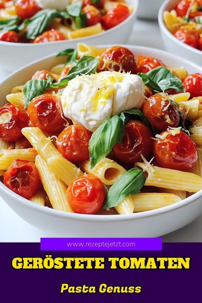 Entdecke das perfekte Rezept für geröstete Tomaten Burrata Pasta, das deiner Wochenendküche einen Hauch von italienischem Flair verleiht! Mit frischen, aromatischen Zutaten und einer cremigen Burrata, ist dieses Gericht in nur 40 Minuten zubereitet und sorgt für ein Geschmackserlebnis wie beim Italiener. Klicke jetzt, um das vollständige Rezept zu entdecken und deine Familie zu begeistern! #PastaLover #Kochen #Essen #ItalienischeKüche